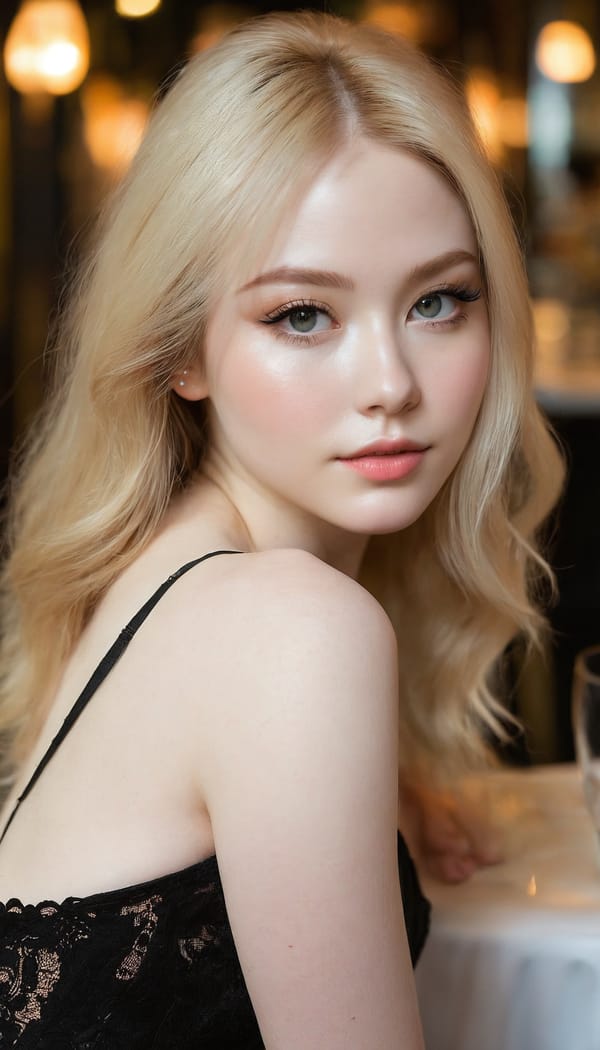 Tags: 21872187, SDXL
{"3": {"inputs": {"seed": 793909965939471, "steps": 32, "cfg": 6.41, "sampler_name": "dpmpp_2m", "scheduler": "karras", "denoise": 1.0, "model": ["27", 0], "positive": ["6", 0], "negative": ["7", 0], "latent_image": ["5", 0]}, "class_type": "KSampler"}, "4": {"inputs": {"ckpt_name": "juggernautxl.safetensors"}, "class_type": "CheckpointLoaderSimple"}, "5": {"inputs": {"width": 768, "height": 1344, "batch_size": 1}, "class_type": "EmptyLatentImage"}, "6": {"inputs": {"text": "26 year old girl, (seductive pose:1.01), (slim:1.03), (beautiful eyes:0.97), (pale skin:1.07), (seductive facial expression:1.00), (eyelashes:1.05), (detailed face:0.98), (blush:1.09), (idol:0.99), (sexy lips:1.09), (double eyelids:1.13), (temptress:0.95), (perky ass:1.02), (exposed ass:1.10), (looking back:1.14), (sexy ass:1.09), (thigh gap:1.02), (wearing a little black dress:1.00) at a fine dining restaurant, (detailed skin:1.01), (RAW:1.09), (skin fuzz:1.08), (textured skin:1.07), (portra:1.07), (candid cinema:1.08), (film:1.09), (natural looking skin:1.03), (soft lighting:1.04)", "clip": ["27", 1]}, "class_type": "CLIPTextEncode"}, "7": {"inputs": {"text": "(bad hands:1.10), (twisted:1.07), (distorted:1.13), (open mouth:1.11), (low resolution:1.12), (worst quality:1.06), (watermark:1.07)", "clip": ["27", 1]}, "class_type": "CLIPTextEncode"}, "8": {"inputs": {"samples": ["3", 0], "vae": ["4", 2]}, "class_type": "VAEDecode"}, "25": {"inputs": {"lora_name": "nudify_xl.safetensors", "strength_model": 0.14, "strength_clip": 0.14, "model": ["4", 0], "clip": ["4", 1]}, "class_type": "LoraLoader"}, "26": {"inputs": {"lora_name": "shirtlift_SDXL_v2.safetensors", "strength_model": 0.04, "strength_clip": 0.01, "model": ["25", 0], "clip": ["25", 1]}, "class_type": "LoraLoader"}, "27": {"inputs": {"lora_name": "PerfectEyesXL.safetensors", "strength_model": 0.04, "strength_clip": 0.14, "model": ["26", 0], "clip": ["26", 1]}, "class_type": "LoraLoader"}, "30": {"inputs": {"model_name": "4x_NMKD-Superscale-SP_178000_G.pth"}, "class_type": "UpscaleModelLoader"}, "31": {"inputs": {"upscale_model": ["30", 0], "image": ["8", 0]}, "class_type": "ImageUpscaleWithModel"}, "32": {"inputs": {"upscale_method": "lanczos", "scale_by": 0.5, "image": ["31", 0]}, "class_type": "ImageScaleBy"}, "33": {"inputs": {"pixels": ["32", 0], "vae": ["4", 2]}, "class_type": "VAEEncode"}, "34": {"inputs": {"seed": 793909965939471, "steps": 32, "cfg": 6.41, "sampler_name": "dpmpp_2m", "scheduler": "karras", "denoise": 0.3, "model": ["27", 0], "positive": ["6", 0], "negative": ["7", 0], "latent_image": ["33", 0]}, "class_type": "KSampler"}, "36": {"inputs": {"samples": ["34", 0], "vae": ["4", 2]}, "class_type": "VAEDecode"}, "39": {"inputs": {"filename_prefix": "comfyapi-1724566718287", "images": ["36", 0]}, "class_type": "SaveImage"}}