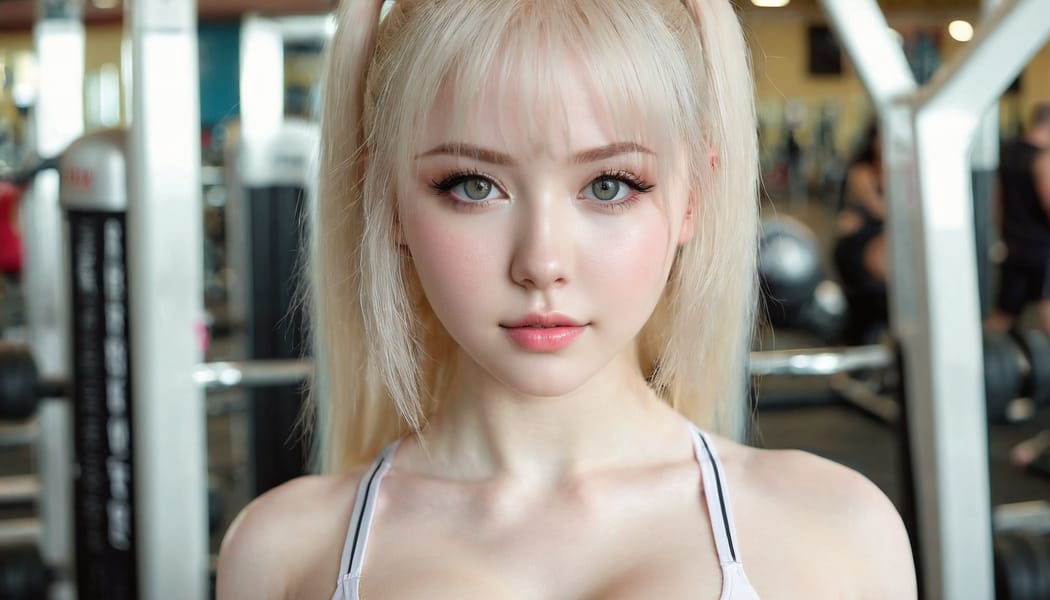 Tags: 21872187, SDXL
{"3": {"inputs": {"seed": 646974705017746, "steps": 64, "cfg": 6.25, "sampler_name": "dpmpp_2m", "scheduler": "karras", "denoise": 1.0, "model": ["27", 0], "positive": ["6", 0], "negative": ["7", 0], "latent_image": ["5", 0]}, "class_type": "KSampler"}, "4": {"inputs": {"ckpt_name": "juggernautxl.safetensors"}, "class_type": "CheckpointLoaderSimple"}, "5": {"inputs": {"width": 1344, "height": 768, "batch_size": 1}, "class_type": "EmptyLatentImage"}, "6": {"inputs": {"text": "19 year old girl, (cute:1.10), (blush:0.97), (idol:1.05), (eyelashes:0.97), (sexy lips:0.98), (beautiful eyes:1.12), (temptress:1.14), (pale skin:1.12), (double eyelids:1.08), (detailed face:0.95), (slim:1.01), (in a seductive pose:1.06), (large perky breasts:1.01), (cleavage:1.01), (thigh gap:0.96), (in skimpy gym outfit:1.08) at a gym, (RAW:1.05), (skin fuzz:1.00), (soft lighting:1.03), (portra:1.02), (detailed skin:1.02), (textured skin:1.09), (candid cinema:1.00), (film:1.02)", "clip": ["27", 1]}, "class_type": "CLIPTextEncode"}, "7": {"inputs": {"text": "(bad hands:1.13), (distorted:1.12), (twisted:1.11), (low resolution:1.13), (watermark:1.08), (open mouth:1.10), (worst quality:1.10)", "clip": ["27", 1]}, "class_type": "CLIPTextEncode"}, "8": {"inputs": {"samples": ["3", 0], "vae": ["4", 2]}, "class_type": "VAEDecode"}, "25": {"inputs": {"lora_name": "nudify_xl.safetensors", "strength_model": 0.04, "strength_clip": 0.12, "model": ["4", 0], "clip": ["4", 1]}, "class_type": "LoraLoader"}, "26": {"inputs": {"lora_name": "shirtlift_SDXL_v2.safetensors", "strength_model": 0.06, "strength_clip": 0.04, "model": ["25", 0], "clip": ["25", 1]}, "class_type": "LoraLoader"}, "27": {"inputs": {"lora_name": "PerfectEyesXL.safetensors", "strength_model": 0.08, "strength_clip": 0.19, "model": ["26", 0], "clip": ["26", 1]}, "class_type": "LoraLoader"}, "30": {"inputs": {"model_name": "4x_NMKD-Superscale-SP_178000_G.pth"}, "class_type": "UpscaleModelLoader"}, "31": {"inputs": {"upscale_model": ["30", 0], "image": ["8", 0]}, "class_type": "ImageUpscaleWithModel"}, "32": {"inputs": {"upscale_method": "lanczos", "scale_by": 0.5, "image": ["31", 0]}, "class_type": "ImageScaleBy"}, "33": {"inputs": {"pixels": ["32", 0], "vae": ["4", 2]}, "class_type": "VAEEncode"}, "34": {"inputs": {"seed": 646974705017746, "steps": 64, "cfg": 6.25, "sampler_name": "dpmpp_2m", "scheduler": "karras", "denoise": 0.3, "model": ["27", 0], "positive": ["6", 0], "negative": ["7", 0], "latent_image": ["33", 0]}, "class_type": "KSampler"}, "36": {"inputs": {"samples": ["34", 0], "vae": ["4", 2]}, "class_type": "VAEDecode"}, "39": {"inputs": {"filename_prefix": "comfyapi-1713226753682", "images": ["36", 0]}, "class_type": "SaveImage"}}