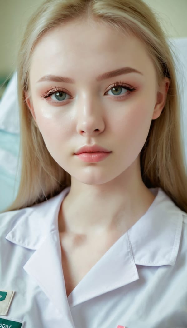 Tags: 21872187, SDXL
{"3": {"inputs": {"seed": 243105257789989, "steps": 64, "cfg": 7.7, "sampler_name": "dpmpp_2m", "scheduler": "karras", "denoise": 1.0, "model": ["27", 0], "positive": ["6", 0], "negative": ["7", 0], "latent_image": ["5", 0]}, "class_type": "KSampler"}, "4": {"inputs": {"ckpt_name": "juggernautxl.safetensors"}, "class_type": "CheckpointLoaderSimple"}, "5": {"inputs": {"width": 768, "height": 1344, "batch_size": 1}, "class_type": "EmptyLatentImage"}, "6": {"inputs": {"text": "18 year old girl, (ukrainian:1.12), (beautiful eyes:1.11), (blush:1.14), (eyelashes:1.04), (double eyelids:0.99), (sexy lips:1.00), (idol:1.07), (temptress:1.02), (pale skin:1.11), (seductive pose:1.11), (detailed face:1.10), (cute:1.00), (in a seductive pose:1.06), (large perky breasts:0.98), (cleavage:1.03), (thigh gap:1.00), (nurse in uniform:1.11) working in a hospital ward, (skin fuzz:1.05), (soft lighting:1.05), (candid cinema:1.03), (portra:1.02), (film:1.09), (detailed skin:1.05), (textured skin:1.07), (natural looking skin:1.06)", "clip": ["27", 1]}, "class_type": "CLIPTextEncode"}, "7": {"inputs": {"text": "(low resolution:1.10), (watermark:1.13), (twisted:1.10), (worst quality:1.05), (bad hands:1.08), (open mouth:1.09)", "clip": ["27", 1]}, "class_type": "CLIPTextEncode"}, "8": {"inputs": {"samples": ["3", 0], "vae": ["4", 2]}, "class_type": "VAEDecode"}, "25": {"inputs": {"lora_name": "nudify_xl.safetensors", "strength_model": 0.36, "strength_clip": 0.3, "model": ["4", 0], "clip": ["4", 1]}, "class_type": "LoraLoader"}, "26": {"inputs": {"lora_name": "shirtlift_SDXL_v2.safetensors", "strength_model": 0.01, "strength_clip": 0.04, "model": ["25", 0], "clip": ["25", 1]}, "class_type": "LoraLoader"}, "27": {"inputs": {"lora_name": "PerfectEyesXL.safetensors", "strength_model": 0.0, "strength_clip": 0.14, "model": ["26", 0], "clip": ["26", 1]}, "class_type": "LoraLoader"}, "30": {"inputs": {"model_name": "4x_NMKD-Superscale-SP_178000_G.pth"}, "class_type": "UpscaleModelLoader"}, "31": {"inputs": {"upscale_model": ["30", 0], "image": ["8", 0]}, "class_type": "ImageUpscaleWithModel"}, "32": {"inputs": {"upscale_method": "lanczos", "scale_by": 0.5, "image": ["31", 0]}, "class_type": "ImageScaleBy"}, "33": {"inputs": {"pixels": ["32", 0], "vae": ["4", 2]}, "class_type": "VAEEncode"}, "34": {"inputs": {"seed": 243105257789989, "steps": 64, "cfg": 7.7, "sampler_name": "dpmpp_2m", "scheduler": "karras", "denoise": 0.3, "model": ["27", 0], "positive": ["6", 0], "negative": ["7", 0], "latent_image": ["33", 0]}, "class_type": "KSampler"}, "36": {"inputs": {"samples": ["34", 0], "vae": ["4", 2]}, "class_type": "VAEDecode"}, "39": {"inputs": {"filename_prefix": "comfyapi-1732194622594", "images": ["36", 0]}, "class_type": "SaveImage"}}