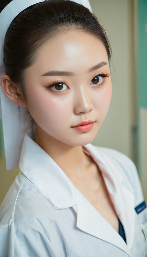 Tags: 21872187, SDXL
{"3": {"inputs": {"seed": 242279361884343, "steps": 32, "cfg": 6.24, "sampler_name": "dpmpp_2m", "scheduler": "karras", "denoise": 1.0, "model": ["27", 0], "positive": ["6", 0], "negative": ["7", 0], "latent_image": ["5", 0]}, "class_type": "KSampler"}, "4": {"inputs": {"ckpt_name": "juggernautxl.safetensors"}, "class_type": "CheckpointLoaderSimple"}, "5": {"inputs": {"width": 768, "height": 1344, "batch_size": 1}, "class_type": "EmptyLatentImage"}, "6": {"inputs": {"text": "20 year old girl, (chinese:1.09), (eyelashes:1.03), (cute:1.08), (beautiful eyes:1.00), (sexy lips:1.02), (temptress:0.99), (blush:1.04), (seductive facial expression:1.09), (detailed face:1.02), (seductive pose:1.03), (idol:0.96), (double eyelids:1.13), (slim:1.03), (pale skin:1.05), (on all fours:0.96), (spreading ass cheeks:1.05), (from behind:1.12), (backboob:1.00), (nurse in uniform:1.05) working in a hospital ward, (RAW:1.04), (textured skin:1.05), (portra:1.02), (candid cinema:1.06), (skin fuzz:1.08), (soft lighting:1.02), (detailed skin:1.04), (film:1.03), (natural looking skin:1.02)", "clip": ["27", 1]}, "class_type": "CLIPTextEncode"}, "7": {"inputs": {"text": "(distorted:1.12), (twisted:1.07), (open mouth:1.05), (bad hands:1.12), (low resolution:1.09), (watermark:1.05), (worst quality:1.07)", "clip": ["27", 1]}, "class_type": "CLIPTextEncode"}, "8": {"inputs": {"samples": ["3", 0], "vae": ["4", 2]}, "class_type": "VAEDecode"}, "25": {"inputs": {"lora_name": "nudify_xl.safetensors", "strength_model": 0.38, "strength_clip": 0.27, "model": ["4", 0], "clip": ["4", 1]}, "class_type": "LoraLoader"}, "26": {"inputs": {"lora_name": "shirtlift_SDXL_v2.safetensors", "strength_model": 0.15, "strength_clip": 0.13, "model": ["25", 0], "clip": ["25", 1]}, "class_type": "LoraLoader"}, "27": {"inputs": {"lora_name": "PerfectEyesXL.safetensors", "strength_model": 0.18, "strength_clip": 0.07, "model": ["26", 0], "clip": ["26", 1]}, "class_type": "LoraLoader"}, "30": {"inputs": {"model_name": "4x_NMKD-Superscale-SP_178000_G.pth"}, "class_type": "UpscaleModelLoader"}, "31": {"inputs": {"upscale_model": ["30", 0], "image": ["8", 0]}, "class_type": "ImageUpscaleWithModel"}, "32": {"inputs": {"upscale_method": "lanczos", "scale_by": 0.5, "image": ["31", 0]}, "class_type": "ImageScaleBy"}, "33": {"inputs": {"pixels": ["32", 0], "vae": ["4", 2]}, "class_type": "VAEEncode"}, "34": {"inputs": {"seed": 242279361884343, "steps": 32, "cfg": 6.24, "sampler_name": "dpmpp_2m", "scheduler": "karras", "denoise": 0.3, "model": ["27", 0], "positive": ["6", 0], "negative": ["7", 0], "latent_image": ["33", 0]}, "class_type": "KSampler"}, "36": {"inputs": {"samples": ["34", 0], "vae": ["4", 2]}, "class_type": "VAEDecode"}, "39": {"inputs": {"filename_prefix": "comfyapi-1713435037349", "images": ["36", 0]}, "class_type": "SaveImage"}}