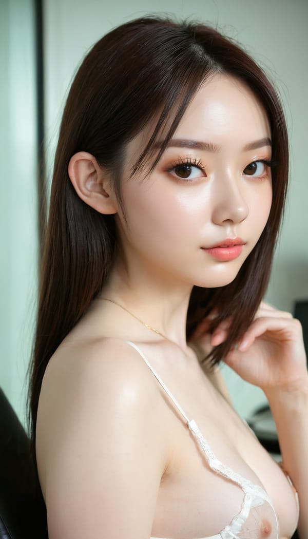 Tags: 21872187, SDXL
{"3": {"inputs": {"seed": 336648974363169, "steps": 64, "cfg": 7.56, "sampler_name": "dpmpp_2m", "scheduler": "karras", "denoise": 1.0, "model": ["27", 0], "positive": ["6", 0], "negative": ["7", 0], "latent_image": ["5", 0]}, "class_type": "KSampler"}, "4": {"inputs": {"ckpt_name": "juggernautxl.safetensors"}, "class_type": "CheckpointLoaderSimple"}, "5": {"inputs": {"width": 768, "height": 1344, "batch_size": 1}, "class_type": "EmptyLatentImage"}, "6": {"inputs": {"text": "21 year old girl, (slim:0.96), (blush:0.95), (double eyelids:1.01), (pale skin:1.08), (sexy lips:1.00), (detailed face:0.96), (seductive pose:0.99), (cute:0.96), (eyelashes:1.08), (temptress:1.02), (beautiful eyes:0.96), (seductive facial expression:1.01), (idol:1.13), (perky ass:1.12), (exposed ass:1.13), (looking back:1.07), (sexy ass:1.04), (thigh gap:0.99), (an office lady:1.13), (soft lighting:1.07), (RAW:1.01), (natural looking skin:1.08), (film:1.07), (detailed skin:1.04), (candid cinema:1.01), (portra:1.05), (textured skin:1.01)", "clip": ["27", 1]}, "class_type": "CLIPTextEncode"}, "7": {"inputs": {"text": "(low resolution:1.10), (watermark:1.11), (twisted:1.08), (worst quality:1.06), (distorted:1.11), (open mouth:1.10), (bad hands:1.12)", "clip": ["27", 1]}, "class_type": "CLIPTextEncode"}, "8": {"inputs": {"samples": ["3", 0], "vae": ["4", 2]}, "class_type": "VAEDecode"}, "25": {"inputs": {"lora_name": "nudify_xl.safetensors", "strength_model": 0.02, "strength_clip": 0.19, "model": ["4", 0], "clip": ["4", 1]}, "class_type": "LoraLoader"}, "26": {"inputs": {"lora_name": "shirtlift_SDXL_v2.safetensors", "strength_model": 0.12, "strength_clip": 0.15, "model": ["25", 0], "clip": ["25", 1]}, "class_type": "LoraLoader"}, "27": {"inputs": {"lora_name": "PerfectEyesXL.safetensors", "strength_model": 0.04, "strength_clip": 0.1, "model": ["26", 0], "clip": ["26", 1]}, "class_type": "LoraLoader"}, "30": {"inputs": {"model_name": "4x_NMKD-Superscale-SP_178000_G.pth"}, "class_type": "UpscaleModelLoader"}, "31": {"inputs": {"upscale_model": ["30", 0], "image": ["8", 0]}, "class_type": "ImageUpscaleWithModel"}, "32": {"inputs": {"upscale_method": "lanczos", "scale_by": 0.5, "image": ["31", 0]}, "class_type": "ImageScaleBy"}, "33": {"inputs": {"pixels": ["32", 0], "vae": ["4", 2]}, "class_type": "VAEEncode"}, "34": {"inputs": {"seed": 336648974363169, "steps": 64, "cfg": 7.56, "sampler_name": "dpmpp_2m", "scheduler": "karras", "denoise": 0.3, "model": ["27", 0], "positive": ["6", 0], "negative": ["7", 0], "latent_image": ["33", 0]}, "class_type": "KSampler"}, "36": {"inputs": {"samples": ["34", 0], "vae": ["4", 2]}, "class_type": "VAEDecode"}, "39": {"inputs": {"filename_prefix": "comfyapi-1724030055899", "images": ["36", 0]}, "class_type": "SaveImage"}}