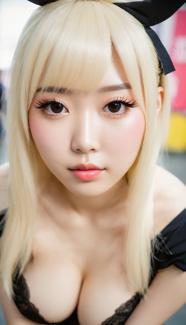 Tags: 21872187, SDXL
{"3": {"inputs": {"seed": 752661884532883, "steps": 64, "cfg": 5.67, "sampler_name": "dpmpp_2m", "scheduler": "karras", "denoise": 1.0, "model": ["27", 0], "positive": ["6", 0], "negative": ["7", 0], "latent_image": ["5", 0]}, "class_type": "KSampler"}, "4": {"inputs": {"ckpt_name": "juggernautxl.safetensors"}, "class_type": "CheckpointLoaderSimple"}, "5": {"inputs": {"width": 768, "height": 1344, "batch_size": 1}, "class_type": "EmptyLatentImage"}, "6": {"inputs": {"text": "27 year old girl, (chinese:1.07), (cute:1.08), (eyelashes:1.08), (idol:1.06), (pale skin:0.95), (double eyelids:1.02), (sexy lips:1.04), (detailed face:1.02), (temptress:1.14), (seductive facial expression:1.04), (blush:1.02), (beautiful eyes:0.95), (seductive pose:1.09), (perky ass:1.03), (exposed ass:1.07), (looking back:1.06), (sexy ass:1.02), (thigh gap:1.04), (in a cosplay:0.98) at comiket posing for camera, (portra:1.01), (natural looking skin:1.01), (candid cinema:1.08), (skin fuzz:1.09), (detailed skin:1.02), (film:1.08), (RAW:1.04), (soft lighting:1.01), (textured skin:1.04)", "clip": ["27", 1]}, "class_type": "CLIPTextEncode"}, "7": {"inputs": {"text": "(distorted:1.08), (twisted:1.12), (watermark:1.06), (low resolution:1.12), (open mouth:1.06), (worst quality:1.07), (bad hands:1.05)", "clip": ["27", 1]}, "class_type": "CLIPTextEncode"}, "8": {"inputs": {"samples": ["3", 0], "vae": ["4", 2]}, "class_type": "VAEDecode"}, "25": {"inputs": {"lora_name": "nudify_xl.safetensors", "strength_model": 0.12, "strength_clip": 0.11, "model": ["4", 0], "clip": ["4", 1]}, "class_type": "LoraLoader"}, "26": {"inputs": {"lora_name": "shirtlift_SDXL_v2.safetensors", "strength_model": 0.05, "strength_clip": 0.03, "model": ["25", 0], "clip": ["25", 1]}, "class_type": "LoraLoader"}, "27": {"inputs": {"lora_name": "PerfectEyesXL.safetensors", "strength_model": 0.13, "strength_clip": 0.05, "model": ["26", 0], "clip": ["26", 1]}, "class_type": "LoraLoader"}, "30": {"inputs": {"model_name": "4x_NMKD-Superscale-SP_178000_G.pth"}, "class_type": "UpscaleModelLoader"}, "31": {"inputs": {"upscale_model": ["30", 0], "image": ["8", 0]}, "class_type": "ImageUpscaleWithModel"}, "32": {"inputs": {"upscale_method": "lanczos", "scale_by": 0.5, "image": ["31", 0]}, "class_type": "ImageScaleBy"}, "33": {"inputs": {"pixels": ["32", 0], "vae": ["4", 2]}, "class_type": "VAEEncode"}, "34": {"inputs": {"seed": 752661884532883, "steps": 64, "cfg": 5.67, "sampler_name": "dpmpp_2m", "scheduler": "karras", "denoise": 0.3, "model": ["27", 0], "positive": ["6", 0], "negative": ["7", 0], "latent_image": ["33", 0]}, "class_type": "KSampler"}, "36": {"inputs": {"samples": ["34", 0], "vae": ["4", 2]}, "class_type": "VAEDecode"}, "39": {"inputs": {"filename_prefix": "comfyapi-1731546326345", "images": ["36", 0]}, "class_type": "SaveImage"}}