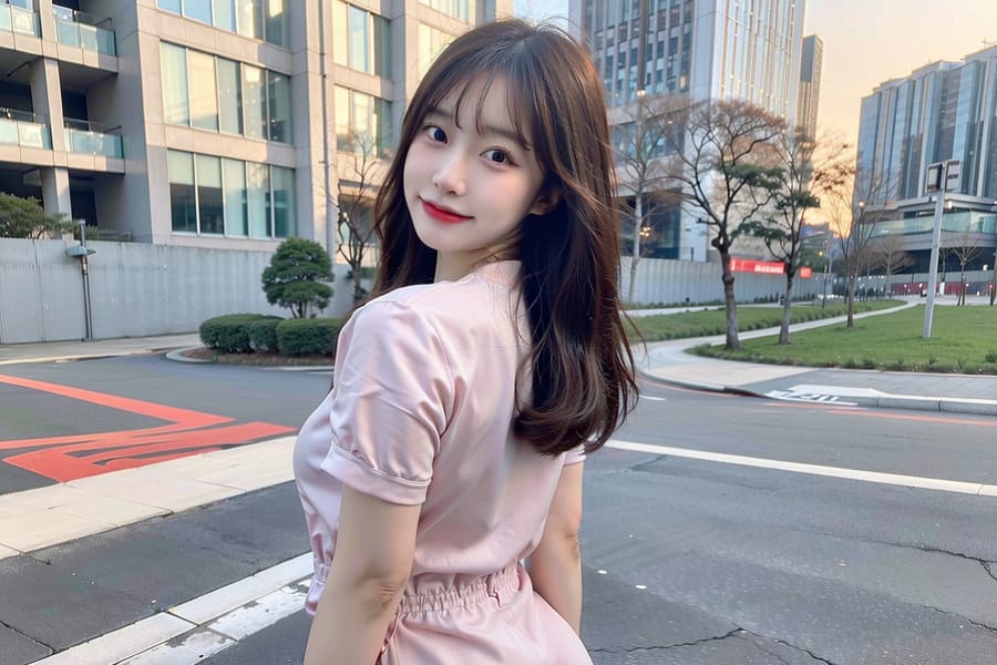 Tags: 21872187
<lora:mix4:0.69>, <lora:JapaneseDollLikeness_v15:0.62>, <lora:koreanDollLikeness:0.64>, <lora:taiwanDollLikeness_v20:0.28>, (russian:0.90), (nurse outfit:0.97), hospital ward, (perky ass:1.09), (exposed ass:1.02), (looking back:1.16), <lora:Addams:0.24>, extremely detailed eyes, extremely detailed face, (photorealistic:1.19), seductive smile, double eyelids, pale skin, perky breasts, full body portrait, textured skin, 4K, RAW, sharp, hyper realistic, tall, 1girl, (dramatic:0.96)
Negative prompt: drawings, sketches, paintings, fat, disfigured, (low quality:2.15), (normal quality:2.18), (worst quality:2.17)
Steps: 64, Sampler: DPM++ 2M Karras, CFG scale: 7.31, Seed: 605121254, Size: 768x512, Model hash: fc2511737a, Model: chilloutmix_NiPrunedFp32Fix, Seed resize from: -1x-1, Denoising strength: 0.5, Version: v1.2.1, Hires upscale: 2.0, Hires steps: 16, Hires upscaler: ESRGAN_4x