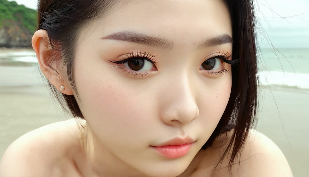 Tags: 21872187, SDXL
{"3": {"inputs": {"seed": 106980649065796, "steps": 32, "cfg": 7.98, "sampler_name": "dpmpp_2m", "scheduler": "karras", "denoise": 1.0, "model": ["27", 0], "positive": ["6", 0], "negative": ["7", 0], "latent_image": ["5", 0]}, "class_type": "KSampler"}, "4": {"inputs": {"ckpt_name": "juggernautxl.safetensors"}, "class_type": "CheckpointLoaderSimple"}, "5": {"inputs": {"width": 1344, "height": 768, "batch_size": 1}, "class_type": "EmptyLatentImage"}, "6": {"inputs": {"text": "19 year old girl, (taiwanese:0.97), (korean:0.96), (seductive facial expression:1.05), (eyelashes:1.14), (pale skin:1.06), (idol:1.06), (detailed face:1.11), (blush:0.97), (temptress:1.05), (double eyelids:1.05), (seductive pose:1.14), (slim:0.98), (beautiful eyes:0.98), (in a seductive pose:1.06), (large perky breasts:1.06), (cleavage:1.08), (thigh gap:0.96), strolling (nude:0.97) at a beach, (skin fuzz:1.06), (candid cinema:1.09), (film:1.07), (textured skin:1.04), (soft lighting:1.08), (detailed skin:1.09), (RAW:1.00), (portra:1.05), (natural looking skin:1.09)", "clip": ["27", 1]}, "class_type": "CLIPTextEncode"}, "7": {"inputs": {"text": "(worst quality:1.10), (twisted:1.09), (bad hands:1.06), (open mouth:1.10), (low resolution:1.10), (watermark:1.06), (distorted:1.10)", "clip": ["27", 1]}, "class_type": "CLIPTextEncode"}, "8": {"inputs": {"samples": ["3", 0], "vae": ["4", 2]}, "class_type": "VAEDecode"}, "25": {"inputs": {"lora_name": "nudify_xl.safetensors", "strength_model": 0.3, "strength_clip": 0.31, "model": ["4", 0], "clip": ["4", 1]}, "class_type": "LoraLoader"}, "26": {"inputs": {"lora_name": "shirtlift_SDXL_v2.safetensors", "strength_model": 0.02, "strength_clip": 0.05, "model": ["25", 0], "clip": ["25", 1]}, "class_type": "LoraLoader"}, "27": {"inputs": {"lora_name": "PerfectEyesXL.safetensors", "strength_model": 0.05, "strength_clip": 0.13, "model": ["26", 0], "clip": ["26", 1]}, "class_type": "LoraLoader"}, "30": {"inputs": {"model_name": "4x_NMKD-Superscale-SP_178000_G.pth"}, "class_type": "UpscaleModelLoader"}, "31": {"inputs": {"upscale_model": ["30", 0], "image": ["8", 0]}, "class_type": "ImageUpscaleWithModel"}, "32": {"inputs": {"upscale_method": "lanczos", "scale_by": 0.5, "image": ["31", 0]}, "class_type": "ImageScaleBy"}, "33": {"inputs": {"pixels": ["32", 0], "vae": ["4", 2]}, "class_type": "VAEEncode"}, "34": {"inputs": {"seed": 106980649065796, "steps": 32, "cfg": 7.98, "sampler_name": "dpmpp_2m", "scheduler": "karras", "denoise": 0.3, "model": ["27", 0], "positive": ["6", 0], "negative": ["7", 0], "latent_image": ["33", 0]}, "class_type": "KSampler"}, "36": {"inputs": {"samples": ["34", 0], "vae": ["4", 2]}, "class_type": "VAEDecode"}, "39": {"inputs": {"filename_prefix": "comfyapi-1734091334405", "images": ["36", 0]}, "class_type": "SaveImage"}}