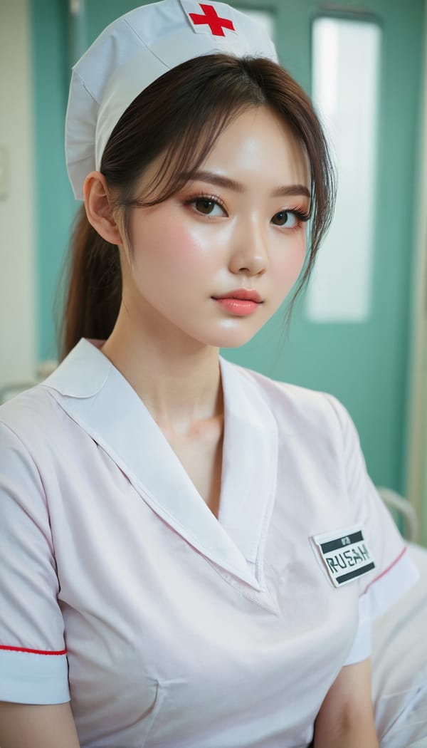 Tags: 21872187, SDXL
{"3": {"inputs": {"seed": 719810270179922, "steps": 64, "cfg": 7.46, "sampler_name": "dpmpp_2m", "scheduler": "karras", "denoise": 1.0, "model": ["27", 0], "positive": ["6", 0], "negative": ["7", 0], "latent_image": ["5", 0]}, "class_type": "KSampler"}, "4": {"inputs": {"ckpt_name": "juggernautxl.safetensors"}, "class_type": "CheckpointLoaderSimple"}, "5": {"inputs": {"width": 768, "height": 1344, "batch_size": 1}, "class_type": "EmptyLatentImage"}, "6": {"inputs": {"text": "24 year old girl, (russian:1.10), (korean:1.12), (blush:1.04), (double eyelids:0.96), (sexy lips:1.02), (temptress:1.08), (detailed face:0.95), (cute:1.04), (seductive pose:1.01), (eyelashes:1.08), (beautiful eyes:1.00), (idol:1.07), (slim:1.14), (pale skin:1.10), (seductive facial expression:0.97), (perky ass:1.03), (exposed ass:1.02), (looking back:1.14), (sexy ass:0.98), (thigh gap:1.02), (nurse in uniform:1.13) working in a hospital ward, (detailed skin:1.07), (soft lighting:1.07), (portra:1.07), (textured skin:1.07), (skin fuzz:1.03), (natural looking skin:1.04), (RAW:1.07), (candid cinema:1.09), (film:1.09)", "clip": ["27", 1]}, "class_type": "CLIPTextEncode"}, "7": {"inputs": {"text": "(watermark:1.09), (open mouth:1.11), (twisted:1.10), (low resolution:1.11), (worst quality:1.07), (bad hands:1.08), (distorted:1.10)", "clip": ["27", 1]}, "class_type": "CLIPTextEncode"}, "8": {"inputs": {"samples": ["3", 0], "vae": ["4", 2]}, "class_type": "VAEDecode"}, "25": {"inputs": {"lora_name": "nudify_xl.safetensors", "strength_model": 0.12, "strength_clip": 0.01, "model": ["4", 0], "clip": ["4", 1]}, "class_type": "LoraLoader"}, "26": {"inputs": {"lora_name": "shirtlift_SDXL_v2.safetensors", "strength_model": 0.07, "strength_clip": 0.18, "model": ["25", 0], "clip": ["25", 1]}, "class_type": "LoraLoader"}, "27": {"inputs": {"lora_name": "PerfectEyesXL.safetensors", "strength_model": 0.05, "strength_clip": 0.1, "model": ["26", 0], "clip": ["26", 1]}, "class_type": "LoraLoader"}, "30": {"inputs": {"model_name": "4x_NMKD-Superscale-SP_178000_G.pth"}, "class_type": "UpscaleModelLoader"}, "31": {"inputs": {"upscale_model": ["30", 0], "image": ["8", 0]}, "class_type": "ImageUpscaleWithModel"}, "32": {"inputs": {"upscale_method": "lanczos", "scale_by": 0.5, "image": ["31", 0]}, "class_type": "ImageScaleBy"}, "33": {"inputs": {"pixels": ["32", 0], "vae": ["4", 2]}, "class_type": "VAEEncode"}, "34": {"inputs": {"seed": 719810270179922, "steps": 64, "cfg": 7.46, "sampler_name": "dpmpp_2m", "scheduler": "karras", "denoise": 0.3, "model": ["27", 0], "positive": ["6", 0], "negative": ["7", 0], "latent_image": ["33", 0]}, "class_type": "KSampler"}, "36": {"inputs": {"samples": ["34", 0], "vae": ["4", 2]}, "class_type": "VAEDecode"}, "39": {"inputs": {"filename_prefix": "comfyapi-1719029340926", "images": ["36", 0]}, "class_type": "SaveImage"}}