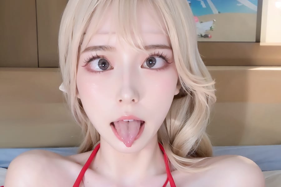 Tags: 21872187
<lora:mix4:0.59>, <lora:JapaneseDollLikeness_v15:0.31>, <lora:YaeMiko_Test:0.50>, beach, (bikini:1.12), <lora:ahegao-x-v4:0.89>, ahegao face, pleasure, extremely detailed eyes, extremely detailed face, cute, (photorealistic:0.97), sexy lips, seductive smile, double eyelids, eyelashes, pale skin, full body portrait, 4K, best quality, sharp, (long slim legs:1.03), blush, solo
Negative prompt: drawings, paintings, anime, black and white, ugly, (normal quality:2.25), (worst quality:2.01)
Steps: 32, Sampler: DPM++ 2M Karras, CFG scale: 5.94, Seed: 2302126267, Size: 768x512, Model hash: fc2511737a, Model: chilloutmix_NiPrunedFp32Fix, Seed resize from: -1x-1, Denoising strength: 0.35, Version: v1.2.1, Hires upscale: 2.0, Hires steps: 16, Hires upscaler: ESRGAN_4x