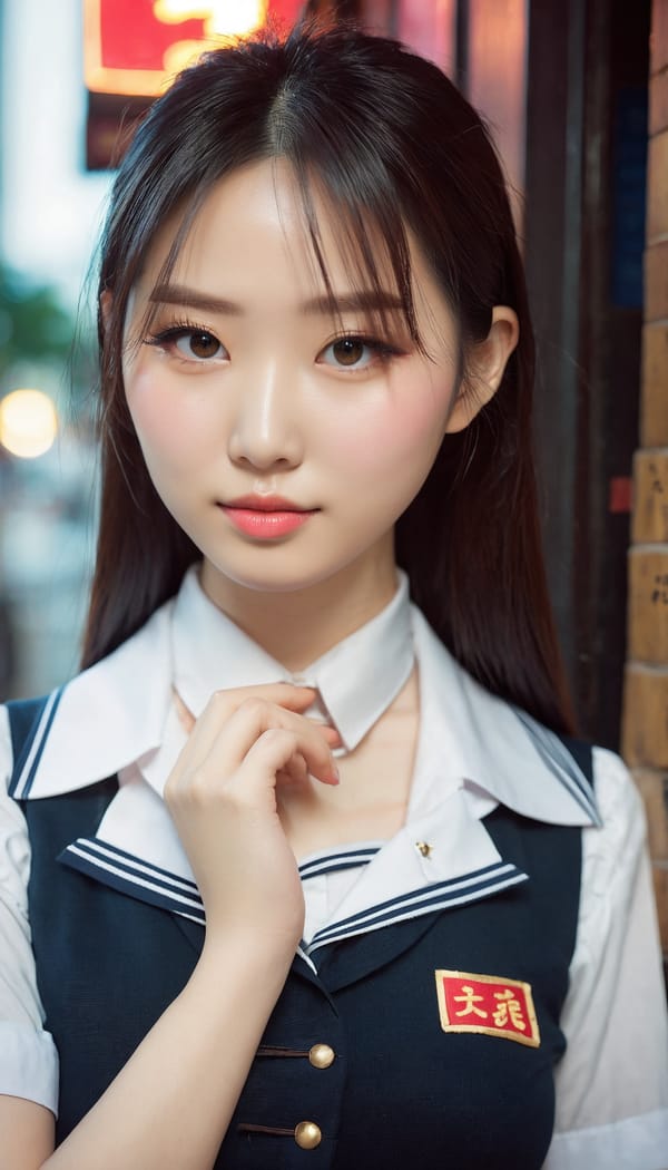 Tags: 21872187, SDXL
{"3": {"inputs": {"seed": 405372473304190, "steps": 64, "cfg": 7.2, "sampler_name": "dpmpp_2m", "scheduler": "karras", "denoise": 1.0, "model": ["27", 0], "positive": ["6", 0], "negative": ["7", 0], "latent_image": ["5", 0]}, "class_type": "KSampler"}, "4": {"inputs": {"ckpt_name": "juggernautxl.safetensors"}, "class_type": "CheckpointLoaderSimple"}, "5": {"inputs": {"width": 768, "height": 1344, "batch_size": 1}, "class_type": "EmptyLatentImage"}, "6": {"inputs": {"text": "26 year old girl, (chinese:1.04), (sexy lips:1.14), (detailed face:1.03), (slim:1.14), (beautiful eyes:0.96), (seductive pose:1.08), (pale skin:1.14), (double eyelids:0.98), (seductive facial expression:1.04), (idol:1.05), (cute:1.07), (temptress:0.97), (blush:1.04), (eyelashes:1.03), (in a seductive pose:0.98), (large perky breasts:1.00), (cleavage:0.98), (thigh gap:1.05), (school uniform:1.14), choker, busy street, (soft lighting:1.04), (detailed skin:1.02), (candid cinema:1.09), (RAW:1.03), (portra:1.04), (textured skin:1.06), (natural looking skin:1.07), (skin fuzz:1.09), (film:1.03)", "clip": ["27", 1]}, "class_type": "CLIPTextEncode"}, "7": {"inputs": {"text": "(distorted:1.10), (open mouth:1.09), (low resolution:1.14), (watermark:1.05), (bad hands:1.06), (worst quality:1.14), (twisted:1.10)", "clip": ["27", 1]}, "class_type": "CLIPTextEncode"}, "8": {"inputs": {"samples": ["3", 0], "vae": ["4", 2]}, "class_type": "VAEDecode"}, "25": {"inputs": {"lora_name": "nudify_xl.safetensors", "strength_model": 0.3, "strength_clip": 0.0, "model": ["4", 0], "clip": ["4", 1]}, "class_type": "LoraLoader"}, "26": {"inputs": {"lora_name": "shirtlift_SDXL_v2.safetensors", "strength_model": 0.19, "strength_clip": 0.15, "model": ["25", 0], "clip": ["25", 1]}, "class_type": "LoraLoader"}, "27": {"inputs": {"lora_name": "PerfectEyesXL.safetensors", "strength_model": 0.17, "strength_clip": 0.15, "model": ["26", 0], "clip": ["26", 1]}, "class_type": "LoraLoader"}, "30": {"inputs": {"model_name": "4x_NMKD-Superscale-SP_178000_G.pth"}, "class_type": "UpscaleModelLoader"}, "31": {"inputs": {"upscale_model": ["30", 0], "image": ["8", 0]}, "class_type": "ImageUpscaleWithModel"}, "32": {"inputs": {"upscale_method": "lanczos", "scale_by": 0.5, "image": ["31", 0]}, "class_type": "ImageScaleBy"}, "33": {"inputs": {"pixels": ["32", 0], "vae": ["4", 2]}, "class_type": "VAEEncode"}, "34": {"inputs": {"seed": 405372473304190, "steps": 64, "cfg": 7.2, "sampler_name": "dpmpp_2m", "scheduler": "karras", "denoise": 0.3, "model": ["27", 0], "positive": ["6", 0], "negative": ["7", 0], "latent_image": ["33", 0]}, "class_type": "KSampler"}, "36": {"inputs": {"samples": ["34", 0], "vae": ["4", 2]}, "class_type": "VAEDecode"}, "39": {"inputs": {"filename_prefix": "comfyapi-1734143113522", "images": ["36", 0]}, "class_type": "SaveImage"}}