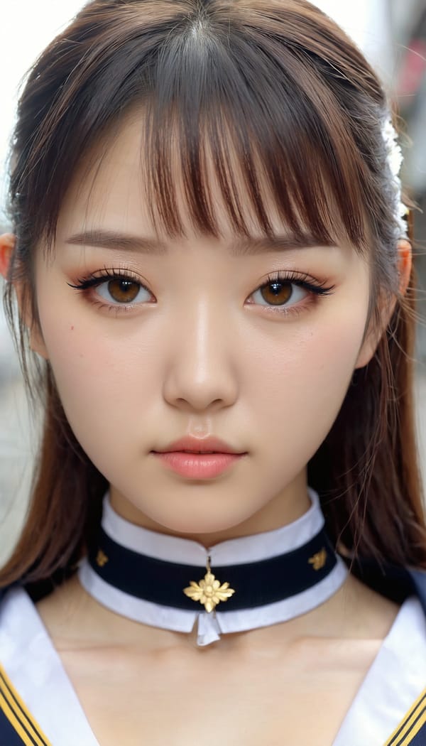 Tags: 21872187, SDXL
{"3": {"inputs": {"seed": 740415610415325, "steps": 32, "cfg": 7.56, "sampler_name": "dpmpp_2m", "scheduler": "karras", "denoise": 1.0, "model": ["27", 0], "positive": ["6", 0], "negative": ["7", 0], "latent_image": ["5", 0]}, "class_type": "KSampler"}, "4": {"inputs": {"ckpt_name": "juggernautxl.safetensors"}, "class_type": "CheckpointLoaderSimple"}, "5": {"inputs": {"width": 768, "height": 1344, "batch_size": 1}, "class_type": "EmptyLatentImage"}, "6": {"inputs": {"text": "21 year old girl, (ukrainian:0.96), (japanese:1.08), (detailed face:1.00), (seductive facial expression:0.96), (temptress:1.08), (idol:1.12), (sexy lips:1.07), (cute:0.97), (eyelashes:1.00), (beautiful eyes:1.12), (pale skin:1.00), (double eyelids:1.14), (seductive pose:1.00), (blush:0.97), (slim:1.13), (in a seductive pose:1.04), (large perky breasts:1.07), (cleavage:1.04), (thigh gap:1.13), (school uniform:0.95), choker, busy street, (candid cinema:1.00), (portra:1.02), (skin fuzz:1.00), (film:1.02), (detailed skin:1.03), (natural looking skin:1.02), (RAW:1.08), (textured skin:1.08), (soft lighting:1.06)", "clip": ["27", 1]}, "class_type": "CLIPTextEncode"}, "7": {"inputs": {"text": "(bad hands:1.07), (low resolution:1.06), (distorted:1.14), (twisted:1.09), (worst quality:1.06), (watermark:1.05), (open mouth:1.11)", "clip": ["27", 1]}, "class_type": "CLIPTextEncode"}, "8": {"inputs": {"samples": ["3", 0], "vae": ["4", 2]}, "class_type": "VAEDecode"}, "25": {"inputs": {"lora_name": "nudify_xl.safetensors", "strength_model": 0.33, "strength_clip": 0.13, "model": ["4", 0], "clip": ["4", 1]}, "class_type": "LoraLoader"}, "26": {"inputs": {"lora_name": "shirtlift_SDXL_v2.safetensors", "strength_model": 0.14, "strength_clip": 0.1, "model": ["25", 0], "clip": ["25", 1]}, "class_type": "LoraLoader"}, "27": {"inputs": {"lora_name": "PerfectEyesXL.safetensors", "strength_model": 0.03, "strength_clip": 0.08, "model": ["26", 0], "clip": ["26", 1]}, "class_type": "LoraLoader"}, "30": {"inputs": {"model_name": "4x_NMKD-Superscale-SP_178000_G.pth"}, "class_type": "UpscaleModelLoader"}, "31": {"inputs": {"upscale_model": ["30", 0], "image": ["8", 0]}, "class_type": "ImageUpscaleWithModel"}, "32": {"inputs": {"upscale_method": "lanczos", "scale_by": 0.5, "image": ["31", 0]}, "class_type": "ImageScaleBy"}, "33": {"inputs": {"pixels": ["32", 0], "vae": ["4", 2]}, "class_type": "VAEEncode"}, "34": {"inputs": {"seed": 740415610415325, "steps": 32, "cfg": 7.56, "sampler_name": "dpmpp_2m", "scheduler": "karras", "denoise": 0.3, "model": ["27", 0], "positive": ["6", 0], "negative": ["7", 0], "latent_image": ["33", 0]}, "class_type": "KSampler"}, "36": {"inputs": {"samples": ["34", 0], "vae": ["4", 2]}, "class_type": "VAEDecode"}, "39": {"inputs": {"filename_prefix": "comfyapi-1716239041277", "images": ["36", 0]}, "class_type": "SaveImage"}}