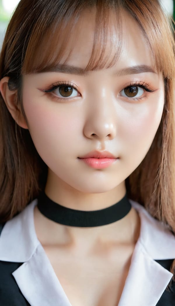 Tags: 21872187, SDXL
{"3": {"inputs": {"seed": 442979095503658, "steps": 32, "cfg": 7.68, "sampler_name": "dpmpp_2m", "scheduler": "karras", "denoise": 1.0, "model": ["27", 0], "positive": ["6", 0], "negative": ["7", 0], "latent_image": ["5", 0]}, "class_type": "KSampler"}, "4": {"inputs": {"ckpt_name": "juggernautxl.safetensors"}, "class_type": "CheckpointLoaderSimple"}, "5": {"inputs": {"width": 768, "height": 1344, "batch_size": 1}, "class_type": "EmptyLatentImage"}, "6": {"inputs": {"text": "22 year old girl, (double eyelids:1.01), (seductive pose:1.09), (blush:1.09), (idol:1.08), (seductive facial expression:1.06), (sexy lips:0.99), (temptress:1.13), (eyelashes:1.13), (pale skin:1.07), (beautiful eyes:1.07), (detailed face:0.96), (slim:1.09), (cute:1.14), (in a seductive pose:0.99), (large perky breasts:1.14), (cleavage:0.98), (thigh gap:1.02), (school uniform:1.05), choker, busy street, (soft lighting:1.02), (portra:1.00), (candid cinema:1.08), (detailed skin:1.07), (textured skin:1.05), (RAW:1.04), (film:1.00), (natural looking skin:1.06), (skin fuzz:1.03)", "clip": ["27", 1]}, "class_type": "CLIPTextEncode"}, "7": {"inputs": {"text": "(bad hands:1.10), (watermark:1.13), (twisted:1.13), (open mouth:1.08), (low resolution:1.06), (worst quality:1.13), (distorted:1.10)", "clip": ["27", 1]}, "class_type": "CLIPTextEncode"}, "8": {"inputs": {"samples": ["3", 0], "vae": ["4", 2]}, "class_type": "VAEDecode"}, "25": {"inputs": {"lora_name": "nudify_xl.safetensors", "strength_model": 0.16, "strength_clip": 0.09, "model": ["4", 0], "clip": ["4", 1]}, "class_type": "LoraLoader"}, "26": {"inputs": {"lora_name": "shirtlift_SDXL_v2.safetensors", "strength_model": 0.05, "strength_clip": 0.03, "model": ["25", 0], "clip": ["25", 1]}, "class_type": "LoraLoader"}, "27": {"inputs": {"lora_name": "PerfectEyesXL.safetensors", "strength_model": 0.05, "strength_clip": 0.08, "model": ["26", 0], "clip": ["26", 1]}, "class_type": "LoraLoader"}, "30": {"inputs": {"model_name": "4x_NMKD-Superscale-SP_178000_G.pth"}, "class_type": "UpscaleModelLoader"}, "31": {"inputs": {"upscale_model": ["30", 0], "image": ["8", 0]}, "class_type": "ImageUpscaleWithModel"}, "32": {"inputs": {"upscale_method": "lanczos", "scale_by": 0.5, "image": ["31", 0]}, "class_type": "ImageScaleBy"}, "33": {"inputs": {"pixels": ["32", 0], "vae": ["4", 2]}, "class_type": "VAEEncode"}, "34": {"inputs": {"seed": 442979095503658, "steps": 32, "cfg": 7.68, "sampler_name": "dpmpp_2m", "scheduler": "karras", "denoise": 0.3, "model": ["27", 0], "positive": ["6", 0], "negative": ["7", 0], "latent_image": ["33", 0]}, "class_type": "KSampler"}, "36": {"inputs": {"samples": ["34", 0], "vae": ["4", 2]}, "class_type": "VAEDecode"}, "39": {"inputs": {"filename_prefix": "comfyapi-1726539301952", "images": ["36", 0]}, "class_type": "SaveImage"}}