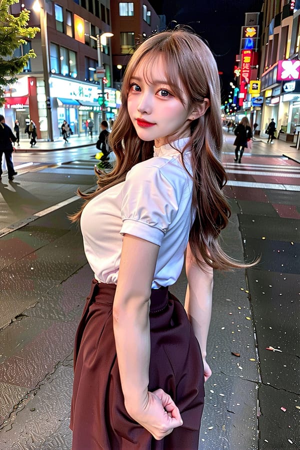 Tags: 21872187
<lora:JapaneseDollLikeness_v15:0.79>, <lora:koreanDollLikeness:0.78>, <lora:YaeMiko_Test:0.38>, (russian:0.98), (school uniform:1.14), (large breasts:1.11), choker, busy street in urban city, <lora:Mooning:0.41>, <lora:Addams:0.21>, ass, from behind, clothes pull, looking back, pants pull, anus, pussy, undressing, extremely detailed eyes, extremely detailed face, cute, (photorealistic:1.07), sexy lips, seductive smile, double eyelids, eyelashes, pale skin, perky breasts, RAW, best quality, tall, blush, delicate and beautiful girl, solo
Negative prompt: (worst quality:2.14)
Steps: 48, Sampler: DPM++ 2M Karras, CFG scale: 6.66, Seed: 3842901537, Size: 512x768, Model hash: fc2511737a, Model: chilloutmix_NiPrunedFp32Fix, Seed resize from: -1x-1, Denoising strength: 0.4, Version: v1.2.1, Hires upscale: 2.0, Hires steps: 16, Hires upscaler: ESRGAN_4x