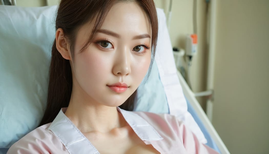 Tags: 21872187, SDXL
{"3": {"inputs": {"seed": 504339660289924, "steps": 64, "cfg": 7.86, "sampler_name": "dpmpp_2m", "scheduler": "karras", "denoise": 1.0, "model": ["27", 0], "positive": ["6", 0], "negative": ["7", 0], "latent_image": ["5", 0]}, "class_type": "KSampler"}, "4": {"inputs": {"ckpt_name": "juggernautxl.safetensors"}, "class_type": "CheckpointLoaderSimple"}, "5": {"inputs": {"width": 1344, "height": 768, "batch_size": 1}, "class_type": "EmptyLatentImage"}, "6": {"inputs": {"text": "28 year old girl, (korean:1.07), (russian:0.99), (beautiful eyes:0.96), (blush:1.11), (pale skin:1.13), (idol:1.13), (seductive pose:1.10), (double eyelids:0.95), (temptress:0.95), (eyelashes:0.98), (seductive facial expression:1.03), (detailed face:1.04), (sexy lips:0.97), (cute:1.00), (in a seductive pose:1.02), (large perky breasts:1.10), (cleavage:0.96), (thigh gap:1.13), (nurse in uniform:1.11) working in a hospital ward, (candid cinema:1.03), (textured skin:1.08), (portra:1.02), (natural looking skin:1.09), (RAW:1.00), (film:1.03), (detailed skin:1.09), (soft lighting:1.07), (skin fuzz:1.09)", "clip": ["27", 1]}, "class_type": "CLIPTextEncode"}, "7": {"inputs": {"text": "(open mouth:1.07), (bad hands:1.07), (watermark:1.14), (worst quality:1.14), (low resolution:1.11), (distorted:1.14)", "clip": ["27", 1]}, "class_type": "CLIPTextEncode"}, "8": {"inputs": {"samples": ["3", 0], "vae": ["4", 2]}, "class_type": "VAEDecode"}, "25": {"inputs": {"lora_name": "nudify_xl.safetensors", "strength_model": 0.12, "strength_clip": 0.19, "model": ["4", 0], "clip": ["4", 1]}, "class_type": "LoraLoader"}, "26": {"inputs": {"lora_name": "shirtlift_SDXL_v2.safetensors", "strength_model": 0.07, "strength_clip": 0.12, "model": ["25", 0], "clip": ["25", 1]}, "class_type": "LoraLoader"}, "27": {"inputs": {"lora_name": "PerfectEyesXL.safetensors", "strength_model": 0.07, "strength_clip": 0.05, "model": ["26", 0], "clip": ["26", 1]}, "class_type": "LoraLoader"}, "30": {"inputs": {"model_name": "4x_NMKD-Superscale-SP_178000_G.pth"}, "class_type": "UpscaleModelLoader"}, "31": {"inputs": {"upscale_model": ["30", 0], "image": ["8", 0]}, "class_type": "ImageUpscaleWithModel"}, "32": {"inputs": {"upscale_method": "lanczos", "scale_by": 0.5, "image": ["31", 0]}, "class_type": "ImageScaleBy"}, "33": {"inputs": {"pixels": ["32", 0], "vae": ["4", 2]}, "class_type": "VAEEncode"}, "34": {"inputs": {"seed": 504339660289924, "steps": 64, "cfg": 7.86, "sampler_name": "dpmpp_2m", "scheduler": "karras", "denoise": 0.3, "model": ["27", 0], "positive": ["6", 0], "negative": ["7", 0], "latent_image": ["33", 0]}, "class_type": "KSampler"}, "36": {"inputs": {"samples": ["34", 0], "vae": ["4", 2]}, "class_type": "VAEDecode"}, "39": {"inputs": {"filename_prefix": "comfyapi-1715889735827", "images": ["36", 0]}, "class_type": "SaveImage"}}