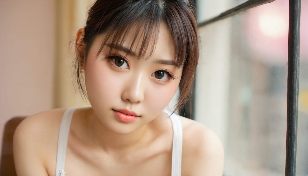 Tags: 21872187, SDXL
{"3": {"inputs": {"seed": 596499823262731, "steps": 32, "cfg": 6.32, "sampler_name": "dpmpp_2m", "scheduler": "karras", "denoise": 1.0, "model": ["27", 0], "positive": ["6", 0], "negative": ["7", 0], "latent_image": ["5", 0]}, "class_type": "KSampler"}, "4": {"inputs": {"ckpt_name": "juggernautxl.safetensors"}, "class_type": "CheckpointLoaderSimple"}, "5": {"inputs": {"width": 1344, "height": 768, "batch_size": 1}, "class_type": "EmptyLatentImage"}, "6": {"inputs": {"text": "22 year old girl, (japanese:1.06), (chinese:1.01), (taiwanese:1.05), (double eyelids:1.02), (eyelashes:1.14), (detailed face:0.95), (seductive pose:1.07), (slim:0.98), (temptress:1.04), (beautiful eyes:1.14), (cute:0.96), (sexy lips:1.05), (pale skin:0.97), (idol:1.07), (blush:1.12), (seductive facial expression:1.01), (in a seductive pose:1.12), (large perky breasts:1.07), (cleavage:1.03), (thigh gap:0.99), (white tanktop:1.00), busy street, (skin fuzz:1.03), (natural looking skin:1.07), (textured skin:1.01), (soft lighting:1.08), (RAW:1.01), (detailed skin:1.02), (portra:1.01), (film:1.00), (candid cinema:1.09)", "clip": ["27", 1]}, "class_type": "CLIPTextEncode"}, "7": {"inputs": {"text": "(open mouth:1.12), (low resolution:1.07), (watermark:1.11), (bad hands:1.11), (twisted:1.12), (distorted:1.13), (worst quality:1.05)", "clip": ["27", 1]}, "class_type": "CLIPTextEncode"}, "8": {"inputs": {"samples": ["3", 0], "vae": ["4", 2]}, "class_type": "VAEDecode"}, "25": {"inputs": {"lora_name": "nudify_xl.safetensors", "strength_model": 0.18, "strength_clip": 0.2, "model": ["4", 0], "clip": ["4", 1]}, "class_type": "LoraLoader"}, "26": {"inputs": {"lora_name": "shirtlift_SDXL_v2.safetensors", "strength_model": 0.07, "strength_clip": 0.12, "model": ["25", 0], "clip": ["25", 1]}, "class_type": "LoraLoader"}, "27": {"inputs": {"lora_name": "PerfectEyesXL.safetensors", "strength_model": 0.13, "strength_clip": 0.0, "model": ["26", 0], "clip": ["26", 1]}, "class_type": "LoraLoader"}, "30": {"inputs": {"model_name": "4x_NMKD-Superscale-SP_178000_G.pth"}, "class_type": "UpscaleModelLoader"}, "31": {"inputs": {"upscale_model": ["30", 0], "image": ["8", 0]}, "class_type": "ImageUpscaleWithModel"}, "32": {"inputs": {"upscale_method": "lanczos", "scale_by": 0.5, "image": ["31", 0]}, "class_type": "ImageScaleBy"}, "33": {"inputs": {"pixels": ["32", 0], "vae": ["4", 2]}, "class_type": "VAEEncode"}, "34": {"inputs": {"seed": 596499823262731, "steps": 32, "cfg": 6.32, "sampler_name": "dpmpp_2m", "scheduler": "karras", "denoise": 0.3, "model": ["27", 0], "positive": ["6", 0], "negative": ["7", 0], "latent_image": ["33", 0]}, "class_type": "KSampler"}, "36": {"inputs": {"samples": ["34", 0], "vae": ["4", 2]}, "class_type": "VAEDecode"}, "39": {"inputs": {"filename_prefix": "comfyapi-1714547964071", "images": ["36", 0]}, "class_type": "SaveImage"}}