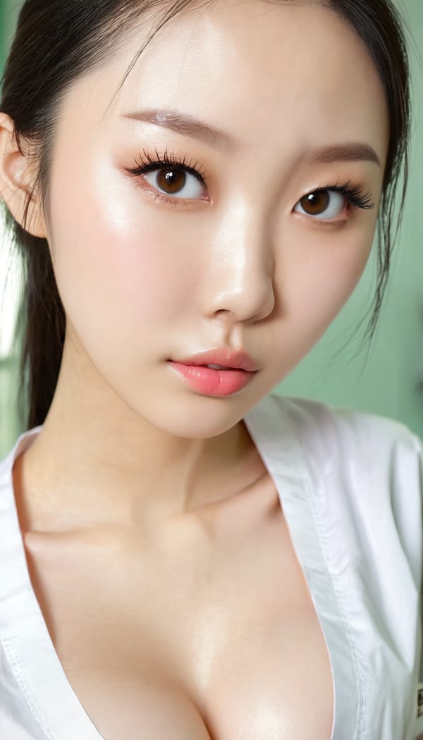 Tags: 21872187, SDXL
{"3": {"inputs": {"seed": 438740946586634, "steps": 64, "cfg": 7.41, "sampler_name": "dpmpp_2m", "scheduler": "karras", "denoise": 1.0, "model": ["27", 0], "positive": ["6", 0], "negative": ["7", 0], "latent_image": ["5", 0]}, "class_type": "KSampler"}, "4": {"inputs": {"ckpt_name": "juggernautxl.safetensors"}, "class_type": "CheckpointLoaderSimple"}, "5": {"inputs": {"width": 768, "height": 1344, "batch_size": 1}, "class_type": "EmptyLatentImage"}, "6": {"inputs": {"text": "27 year old girl, (chinese:1.01), (beautiful eyes:1.06), (pale skin:1.13), (double eyelids:1.11), (seductive facial expression:1.00), (sexy lips:0.99), (detailed face:0.98), (seductive pose:1.09), (cute:1.09), (temptress:0.96), (slim:0.95), (eyelashes:1.14), (idol:1.05), (in a seductive pose:0.95), (large perky breasts:1.09), (cleavage:1.09), (thigh gap:1.03), (nurse in uniform:1.10) working in a hospital ward, (RAW:1.08), (detailed skin:1.05), (film:1.03), (portra:1.07), (soft lighting:1.05), (skin fuzz:1.03), (natural looking skin:1.04), (textured skin:1.08)", "clip": ["27", 1]}, "class_type": "CLIPTextEncode"}, "7": {"inputs": {"text": "(twisted:1.07), (bad hands:1.06), (worst quality:1.06), (low resolution:1.08), (watermark:1.10), (distorted:1.06)", "clip": ["27", 1]}, "class_type": "CLIPTextEncode"}, "8": {"inputs": {"samples": ["3", 0], "vae": ["4", 2]}, "class_type": "VAEDecode"}, "25": {"inputs": {"lora_name": "nudify_xl.safetensors", "strength_model": 0.39, "strength_clip": 0.38, "model": ["4", 0], "clip": ["4", 1]}, "class_type": "LoraLoader"}, "26": {"inputs": {"lora_name": "shirtlift_SDXL_v2.safetensors", "strength_model": 0.06, "strength_clip": 0.09, "model": ["25", 0], "clip": ["25", 1]}, "class_type": "LoraLoader"}, "27": {"inputs": {"lora_name": "PerfectEyesXL.safetensors", "strength_model": 0.18, "strength_clip": 0.01, "model": ["26", 0], "clip": ["26", 1]}, "class_type": "LoraLoader"}, "30": {"inputs": {"model_name": "4x_NMKD-Superscale-SP_178000_G.pth"}, "class_type": "UpscaleModelLoader"}, "31": {"inputs": {"upscale_model": ["30", 0], "image": ["8", 0]}, "class_type": "ImageUpscaleWithModel"}, "32": {"inputs": {"upscale_method": "lanczos", "scale_by": 0.5, "image": ["31", 0]}, "class_type": "ImageScaleBy"}, "33": {"inputs": {"pixels": ["32", 0], "vae": ["4", 2]}, "class_type": "VAEEncode"}, "34": {"inputs": {"seed": 438740946586634, "steps": 64, "cfg": 7.41, "sampler_name": "dpmpp_2m", "scheduler": "karras", "denoise": 0.3, "model": ["27", 0], "positive": ["6", 0], "negative": ["7", 0], "latent_image": ["33", 0]}, "class_type": "KSampler"}, "36": {"inputs": {"samples": ["34", 0], "vae": ["4", 2]}, "class_type": "VAEDecode"}, "39": {"inputs": {"filename_prefix": "comfyapi-1726420938424", "images": ["36", 0]}, "class_type": "SaveImage"}}