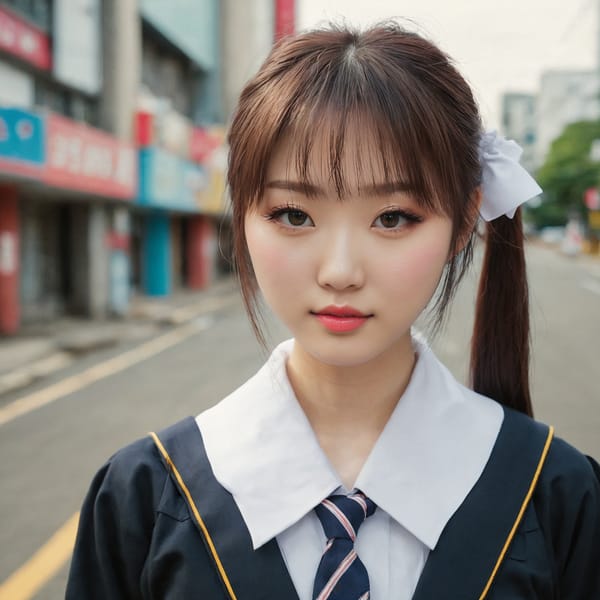 Tags: 21872187, SDXL
{"3": {"inputs": {"seed": 971732058387340, "steps": 32, "cfg": 5.8, "sampler_name": "dpmpp_2m", "scheduler": "karras", "denoise": 1.0, "model": ["27", 0], "positive": ["6", 0], "negative": ["7", 0], "latent_image": ["5", 0]}, "class_type": "KSampler"}, "4": {"inputs": {"ckpt_name": "juggernautxl.safetensors"}, "class_type": "CheckpointLoaderSimple"}, "5": {"inputs": {"width": 1024, "height": 1024, "batch_size": 1}, "class_type": "EmptyLatentImage"}, "6": {"inputs": {"text": "27 year old girl, (korean:0.98), (japanese:1.09), (ukrainian:1.11), (detailed face:1.01), (eyelashes:0.99), (double eyelids:1.00), (blush:1.09), (sexy lips:1.12), (pale skin:1.10), (cute:1.09), (idol:1.01), (beautiful eyes:0.99), (temptress:1.03), (seductive facial expression:1.05), (seductive pose:1.09), (slim:0.95), (perky ass:1.04), (exposed ass:1.04), (looking back:0.98), (sexy ass:1.12), (thigh gap:1.08), (school uniform:1.12), choker, busy street, (portra:1.03), (candid cinema:1.04), (detailed skin:1.05), (textured skin:1.08), (skin fuzz:1.05), (film:1.08), (natural looking skin:1.07), (RAW:1.00), (soft lighting:1.06)", "clip": ["27", 1]}, "class_type": "CLIPTextEncode"}, "7": {"inputs": {"text": "(low resolution:1.13), (worst quality:1.09), (twisted:1.07), (bad hands:1.07), (distorted:1.07), (watermark:1.12), (open mouth:1.09)", "clip": ["27", 1]}, "class_type": "CLIPTextEncode"}, "8": {"inputs": {"samples": ["3", 0], "vae": ["4", 2]}, "class_type": "VAEDecode"}, "25": {"inputs": {"lora_name": "nudify_xl.safetensors", "strength_model": 0.08, "strength_clip": 0.01, "model": ["4", 0], "clip": ["4", 1]}, "class_type": "LoraLoader"}, "26": {"inputs": {"lora_name": "shirtlift_SDXL_v2.safetensors", "strength_model": 0.01, "strength_clip": 0.14, "model": ["25", 0], "clip": ["25", 1]}, "class_type": "LoraLoader"}, "27": {"inputs": {"lora_name": "PerfectEyesXL.safetensors", "strength_model": 0.02, "strength_clip": 0.09, "model": ["26", 0], "clip": ["26", 1]}, "class_type": "LoraLoader"}, "30": {"inputs": {"model_name": "4x_NMKD-Superscale-SP_178000_G.pth"}, "class_type": "UpscaleModelLoader"}, "31": {"inputs": {"upscale_model": ["30", 0], "image": ["8", 0]}, "class_type": "ImageUpscaleWithModel"}, "32": {"inputs": {"upscale_method": "lanczos", "scale_by": 0.5, "image": ["31", 0]}, "class_type": "ImageScaleBy"}, "33": {"inputs": {"pixels": ["32", 0], "vae": ["4", 2]}, "class_type": "VAEEncode"}, "34": {"inputs": {"seed": 971732058387340, "steps": 32, "cfg": 5.8, "sampler_name": "dpmpp_2m", "scheduler": "karras", "denoise": 0.3, "model": ["27", 0], "positive": ["6", 0], "negative": ["7", 0], "latent_image": ["33", 0]}, "class_type": "KSampler"}, "36": {"inputs": {"samples": ["34", 0], "vae": ["4", 2]}, "class_type": "VAEDecode"}, "39": {"inputs": {"filename_prefix": "comfyapi-1714133662924", "images": ["36", 0]}, "class_type": "SaveImage"}}