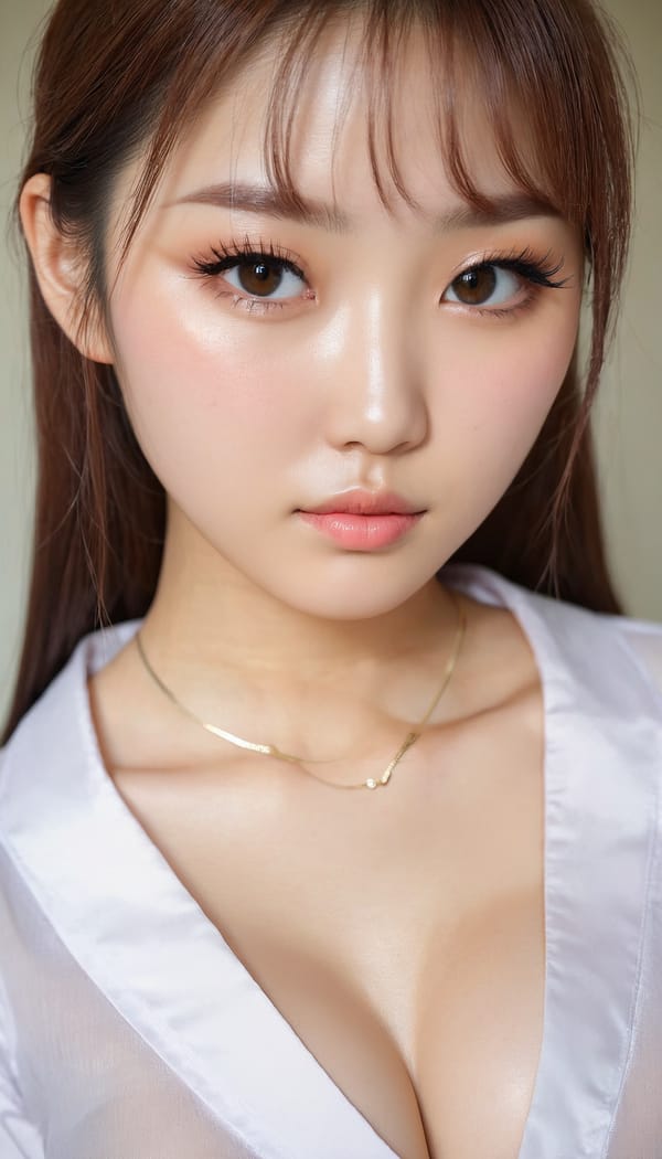 Tags: 21872187, SDXL
{"3": {"inputs": {"seed": 262316891116480, "steps": 32, "cfg": 7.4, "sampler_name": "dpmpp_2m", "scheduler": "karras", "denoise": 1.0, "model": ["27", 0], "positive": ["6", 0], "negative": ["7", 0], "latent_image": ["5", 0]}, "class_type": "KSampler"}, "4": {"inputs": {"ckpt_name": "juggernautxl.safetensors"}, "class_type": "CheckpointLoaderSimple"}, "5": {"inputs": {"width": 768, "height": 1344, "batch_size": 1}, "class_type": "EmptyLatentImage"}, "6": {"inputs": {"text": "23 year old girl, (korean:1.14), (irish:0.99), (japanese:0.99), (eyelashes:1.13), (sexy lips:0.97), (detailed face:1.07), (double eyelids:1.06), (idol:0.95), (cute:0.95), (slim:1.10), (blush:1.13), (pale skin:1.02), (seductive pose:1.04), (seductive facial expression:1.11), (beautiful eyes:1.03), (temptress:1.14), (in a seductive pose:1.10), (large perky breasts:1.14), (cleavage:1.11), (thigh gap:1.00), (school uniform:1.07), choker, busy street, (portra:1.05), (detailed skin:1.03), (textured skin:1.05), (RAW:1.09), (natural looking skin:1.07), (soft lighting:1.00), (film:1.07), (candid cinema:1.03), (skin fuzz:1.07)", "clip": ["27", 1]}, "class_type": "CLIPTextEncode"}, "7": {"inputs": {"text": "(low resolution:1.10), (open mouth:1.10), (bad hands:1.11), (twisted:1.14), (worst quality:1.08), (watermark:1.10), (distorted:1.14)", "clip": ["27", 1]}, "class_type": "CLIPTextEncode"}, "8": {"inputs": {"samples": ["3", 0], "vae": ["4", 2]}, "class_type": "VAEDecode"}, "25": {"inputs": {"lora_name": "nudify_xl.safetensors", "strength_model": 0.19, "strength_clip": 0.17, "model": ["4", 0], "clip": ["4", 1]}, "class_type": "LoraLoader"}, "26": {"inputs": {"lora_name": "shirtlift_SDXL_v2.safetensors", "strength_model": 0.11, "strength_clip": 0.03, "model": ["25", 0], "clip": ["25", 1]}, "class_type": "LoraLoader"}, "27": {"inputs": {"lora_name": "PerfectEyesXL.safetensors", "strength_model": 0.06, "strength_clip": 0.05, "model": ["26", 0], "clip": ["26", 1]}, "class_type": "LoraLoader"}, "30": {"inputs": {"model_name": "4x_NMKD-Superscale-SP_178000_G.pth"}, "class_type": "UpscaleModelLoader"}, "31": {"inputs": {"upscale_model": ["30", 0], "image": ["8", 0]}, "class_type": "ImageUpscaleWithModel"}, "32": {"inputs": {"upscale_method": "lanczos", "scale_by": 0.5, "image": ["31", 0]}, "class_type": "ImageScaleBy"}, "33": {"inputs": {"pixels": ["32", 0], "vae": ["4", 2]}, "class_type": "VAEEncode"}, "34": {"inputs": {"seed": 262316891116480, "steps": 32, "cfg": 7.4, "sampler_name": "dpmpp_2m", "scheduler": "karras", "denoise": 0.3, "model": ["27", 0], "positive": ["6", 0], "negative": ["7", 0], "latent_image": ["33", 0]}, "class_type": "KSampler"}, "36": {"inputs": {"samples": ["34", 0], "vae": ["4", 2]}, "class_type": "VAEDecode"}, "39": {"inputs": {"filename_prefix": "comfyapi-1731232975451", "images": ["36", 0]}, "class_type": "SaveImage"}}