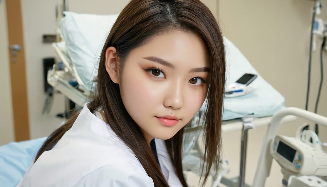 Tags: 21872187, SDXL
{"3": {"inputs": {"seed": 921092055682051, "steps": 32, "cfg": 5.57, "sampler_name": "dpmpp_2m", "scheduler": "karras", "denoise": 1.0, "model": ["27", 0], "positive": ["6", 0], "negative": ["7", 0], "latent_image": ["5", 0]}, "class_type": "KSampler"}, "4": {"inputs": {"ckpt_name": "juggernautxl.safetensors"}, "class_type": "CheckpointLoaderSimple"}, "5": {"inputs": {"width": 1344, "height": 768, "batch_size": 1}, "class_type": "EmptyLatentImage"}, "6": {"inputs": {"text": "21 year old girl, (cute:1.05), (detailed face:1.08), (idol:0.95), (sexy lips:0.98), (blush:1.02), (double eyelids:1.03), (temptress:1.08), (slim:1.08), (beautiful eyes:0.99), (seductive pose:1.06), (seductive facial expression:1.12), (perky ass:1.00), (exposed ass:1.04), (looking back:0.95), (sexy ass:1.08), (thigh gap:1.07), (nurse in uniform:1.13) working in a hospital ward, (candid cinema:1.03), (portra:1.00), (film:1.01), (detailed skin:1.05), (RAW:1.05), (soft lighting:1.06), (skin fuzz:1.09), (textured skin:1.05), (natural looking skin:1.02)", "clip": ["27", 1]}, "class_type": "CLIPTextEncode"}, "7": {"inputs": {"text": "(worst quality:1.09), (low resolution:1.06), (open mouth:1.05), (bad hands:1.07), (distorted:1.05), (twisted:1.06), (watermark:1.10)", "clip": ["27", 1]}, "class_type": "CLIPTextEncode"}, "8": {"inputs": {"samples": ["3", 0], "vae": ["4", 2]}, "class_type": "VAEDecode"}, "25": {"inputs": {"lora_name": "nudify_xl.safetensors", "strength_model": 0.12, "strength_clip": 0.12, "model": ["4", 0], "clip": ["4", 1]}, "class_type": "LoraLoader"}, "26": {"inputs": {"lora_name": "shirtlift_SDXL_v2.safetensors", "strength_model": 0.17, "strength_clip": 0.03, "model": ["25", 0], "clip": ["25", 1]}, "class_type": "LoraLoader"}, "27": {"inputs": {"lora_name": "PerfectEyesXL.safetensors", "strength_model": 0.15, "strength_clip": 0.16, "model": ["26", 0], "clip": ["26", 1]}, "class_type": "LoraLoader"}, "30": {"inputs": {"model_name": "4x_NMKD-Superscale-SP_178000_G.pth"}, "class_type": "UpscaleModelLoader"}, "31": {"inputs": {"upscale_model": ["30", 0], "image": ["8", 0]}, "class_type": "ImageUpscaleWithModel"}, "32": {"inputs": {"upscale_method": "lanczos", "scale_by": 0.5, "image": ["31", 0]}, "class_type": "ImageScaleBy"}, "33": {"inputs": {"pixels": ["32", 0], "vae": ["4", 2]}, "class_type": "VAEEncode"}, "34": {"inputs": {"seed": 921092055682051, "steps": 32, "cfg": 5.57, "sampler_name": "dpmpp_2m", "scheduler": "karras", "denoise": 0.3, "model": ["27", 0], "positive": ["6", 0], "negative": ["7", 0], "latent_image": ["33", 0]}, "class_type": "KSampler"}, "36": {"inputs": {"samples": ["34", 0], "vae": ["4", 2]}, "class_type": "VAEDecode"}, "39": {"inputs": {"filename_prefix": "comfyapi-1734332974976", "images": ["36", 0]}, "class_type": "SaveImage"}}