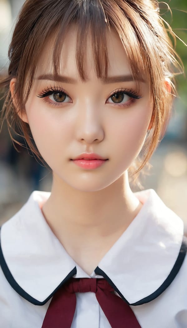 Tags: 21872187, SDXL
{"3": {"inputs": {"seed": 480825018747686, "steps": 32, "cfg": 6.42, "sampler_name": "dpmpp_2m", "scheduler": "karras", "denoise": 1.0, "model": ["27", 0], "positive": ["6", 0], "negative": ["7", 0], "latent_image": ["5", 0]}, "class_type": "KSampler"}, "4": {"inputs": {"ckpt_name": "juggernautxl.safetensors"}, "class_type": "CheckpointLoaderSimple"}, "5": {"inputs": {"width": 768, "height": 1344, "batch_size": 1}, "class_type": "EmptyLatentImage"}, "6": {"inputs": {"text": "24 year old girl, (cute:1.02), (detailed face:1.14), (idol:1.01), (eyelashes:1.09), (seductive pose:1.04), (beautiful eyes:1.11), (slim:1.12), (sexy lips:0.95), (temptress:1.14), (blush:1.07), (double eyelids:1.11), (pale skin:1.04), (seductive facial expression:0.99), (in a seductive pose:1.12), (large perky breasts:0.99), (cleavage:1.06), (thigh gap:1.11), (school uniform:1.09), choker, busy street, (natural looking skin:1.08), (skin fuzz:1.06), (soft lighting:1.06), (film:1.09), (detailed skin:1.05), (RAW:1.06), (textured skin:1.09), (candid cinema:1.09), (portra:1.05)", "clip": ["27", 1]}, "class_type": "CLIPTextEncode"}, "7": {"inputs": {"text": "(low resolution:1.10), (worst quality:1.12), (bad hands:1.12), (open mouth:1.11), (watermark:1.06), (distorted:1.08), (twisted:1.12)", "clip": ["27", 1]}, "class_type": "CLIPTextEncode"}, "8": {"inputs": {"samples": ["3", 0], "vae": ["4", 2]}, "class_type": "VAEDecode"}, "25": {"inputs": {"lora_name": "nudify_xl.safetensors", "strength_model": 0.34, "strength_clip": 0.13, "model": ["4", 0], "clip": ["4", 1]}, "class_type": "LoraLoader"}, "26": {"inputs": {"lora_name": "shirtlift_SDXL_v2.safetensors", "strength_model": 0.03, "strength_clip": 0.01, "model": ["25", 0], "clip": ["25", 1]}, "class_type": "LoraLoader"}, "27": {"inputs": {"lora_name": "PerfectEyesXL.safetensors", "strength_model": 0.03, "strength_clip": 0.06, "model": ["26", 0], "clip": ["26", 1]}, "class_type": "LoraLoader"}, "30": {"inputs": {"model_name": "4x_NMKD-Superscale-SP_178000_G.pth"}, "class_type": "UpscaleModelLoader"}, "31": {"inputs": {"upscale_model": ["30", 0], "image": ["8", 0]}, "class_type": "ImageUpscaleWithModel"}, "32": {"inputs": {"upscale_method": "lanczos", "scale_by": 0.5, "image": ["31", 0]}, "class_type": "ImageScaleBy"}, "33": {"inputs": {"pixels": ["32", 0], "vae": ["4", 2]}, "class_type": "VAEEncode"}, "34": {"inputs": {"seed": 480825018747686, "steps": 32, "cfg": 6.42, "sampler_name": "dpmpp_2m", "scheduler": "karras", "denoise": 0.3, "model": ["27", 0], "positive": ["6", 0], "negative": ["7", 0], "latent_image": ["33", 0]}, "class_type": "KSampler"}, "36": {"inputs": {"samples": ["34", 0], "vae": ["4", 2]}, "class_type": "VAEDecode"}, "39": {"inputs": {"filename_prefix": "comfyapi-1727094073579", "images": ["36", 0]}, "class_type": "SaveImage"}}