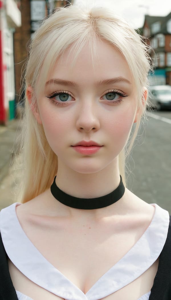 Tags: 21872187, SDXL
{"3": {"inputs": {"seed": 790814667647840, "steps": 64, "cfg": 7.66, "sampler_name": "dpmpp_2m", "scheduler": "karras", "denoise": 1.0, "model": ["27", 0], "positive": ["6", 0], "negative": ["7", 0], "latent_image": ["5", 0]}, "class_type": "KSampler"}, "4": {"inputs": {"ckpt_name": "juggernautxl.safetensors"}, "class_type": "CheckpointLoaderSimple"}, "5": {"inputs": {"width": 768, "height": 1344, "batch_size": 1}, "class_type": "EmptyLatentImage"}, "6": {"inputs": {"text": "19 year old girl, (irish:1.13), (pale skin:1.11), (seductive facial expression:1.06), (cute:1.13), (idol:1.03), (double eyelids:1.08), (eyelashes:0.99), (detailed face:1.10), (blush:1.10), (temptress:1.09), (slim:0.96), (beautiful eyes:1.13), (sexy lips:0.98), (seductive pose:1.14), (in a seductive pose:1.04), (large perky breasts:0.98), (cleavage:1.04), (thigh gap:1.11), (school uniform:1.02), choker, busy street, (film:1.00), (natural looking skin:1.09), (soft lighting:1.04), (skin fuzz:1.00), (portra:1.01), (RAW:1.07), (textured skin:1.09), (candid cinema:1.05), (detailed skin:1.08)", "clip": ["27", 1]}, "class_type": "CLIPTextEncode"}, "7": {"inputs": {"text": "(bad hands:1.12), (worst quality:1.08), (distorted:1.13), (open mouth:1.06), (watermark:1.05), (twisted:1.11), (low resolution:1.12)", "clip": ["27", 1]}, "class_type": "CLIPTextEncode"}, "8": {"inputs": {"samples": ["3", 0], "vae": ["4", 2]}, "class_type": "VAEDecode"}, "25": {"inputs": {"lora_name": "nudify_xl.safetensors", "strength_model": 0.13, "strength_clip": 0.05, "model": ["4", 0], "clip": ["4", 1]}, "class_type": "LoraLoader"}, "26": {"inputs": {"lora_name": "shirtlift_SDXL_v2.safetensors", "strength_model": 0.02, "strength_clip": 0.13, "model": ["25", 0], "clip": ["25", 1]}, "class_type": "LoraLoader"}, "27": {"inputs": {"lora_name": "PerfectEyesXL.safetensors", "strength_model": 0.14, "strength_clip": 0.03, "model": ["26", 0], "clip": ["26", 1]}, "class_type": "LoraLoader"}, "30": {"inputs": {"model_name": "4x_NMKD-Superscale-SP_178000_G.pth"}, "class_type": "UpscaleModelLoader"}, "31": {"inputs": {"upscale_model": ["30", 0], "image": ["8", 0]}, "class_type": "ImageUpscaleWithModel"}, "32": {"inputs": {"upscale_method": "lanczos", "scale_by": 0.5, "image": ["31", 0]}, "class_type": "ImageScaleBy"}, "33": {"inputs": {"pixels": ["32", 0], "vae": ["4", 2]}, "class_type": "VAEEncode"}, "34": {"inputs": {"seed": 790814667647840, "steps": 64, "cfg": 7.66, "sampler_name": "dpmpp_2m", "scheduler": "karras", "denoise": 0.3, "model": ["27", 0], "positive": ["6", 0], "negative": ["7", 0], "latent_image": ["33", 0]}, "class_type": "KSampler"}, "36": {"inputs": {"samples": ["34", 0], "vae": ["4", 2]}, "class_type": "VAEDecode"}, "39": {"inputs": {"filename_prefix": "comfyapi-1735456941738", "images": ["36", 0]}, "class_type": "SaveImage"}}