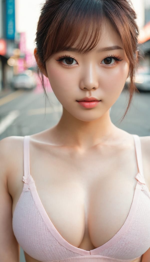 Tags: 21872187, SDXL
{"3": {"inputs": {"seed": 814146118317849, "steps": 32, "cfg": 7.31, "sampler_name": "dpmpp_2m", "scheduler": "karras", "denoise": 1.0, "model": ["27", 0], "positive": ["6", 0], "negative": ["7", 0], "latent_image": ["5", 0]}, "class_type": "KSampler"}, "4": {"inputs": {"ckpt_name": "juggernautxl.safetensors"}, "class_type": "CheckpointLoaderSimple"}, "5": {"inputs": {"width": 768, "height": 1344, "batch_size": 1}, "class_type": "EmptyLatentImage"}, "6": {"inputs": {"text": "26 year old girl, (korean:1.14), (japanese:0.99), (detailed face:0.97), (eyelashes:1.10), (double eyelids:0.98), (cute:1.14), (slim:1.05), (blush:1.10), (sexy lips:1.08), (idol:1.00), (temptress:1.02), (seductive pose:0.97), (beautiful eyes:1.11), (pale skin:1.05), (seductive facial expression:1.02), (in a seductive pose:1.04), (large perky breasts:1.07), (cleavage:0.98), (thigh gap:1.00), (white tanktop:0.95), busy street, (skin fuzz:1.07), (textured skin:1.08), (soft lighting:1.06), (film:1.05), (RAW:1.00), (natural looking skin:1.00), (portra:1.03), (detailed skin:1.06), (candid cinema:1.00)", "clip": ["27", 1]}, "class_type": "CLIPTextEncode"}, "7": {"inputs": {"text": "(low resolution:1.08), (worst quality:1.05), (open mouth:1.07), (watermark:1.12), (twisted:1.10), (bad hands:1.11), (distorted:1.12)", "clip": ["27", 1]}, "class_type": "CLIPTextEncode"}, "8": {"inputs": {"samples": ["3", 0], "vae": ["4", 2]}, "class_type": "VAEDecode"}, "25": {"inputs": {"lora_name": "nudify_xl.safetensors", "strength_model": 0.14, "strength_clip": 0.02, "model": ["4", 0], "clip": ["4", 1]}, "class_type": "LoraLoader"}, "26": {"inputs": {"lora_name": "shirtlift_SDXL_v2.safetensors", "strength_model": 0.11, "strength_clip": 0.06, "model": ["25", 0], "clip": ["25", 1]}, "class_type": "LoraLoader"}, "27": {"inputs": {"lora_name": "PerfectEyesXL.safetensors", "strength_model": 0.0, "strength_clip": 0.13, "model": ["26", 0], "clip": ["26", 1]}, "class_type": "LoraLoader"}, "30": {"inputs": {"model_name": "4x_NMKD-Superscale-SP_178000_G.pth"}, "class_type": "UpscaleModelLoader"}, "31": {"inputs": {"upscale_model": ["30", 0], "image": ["8", 0]}, "class_type": "ImageUpscaleWithModel"}, "32": {"inputs": {"upscale_method": "lanczos", "scale_by": 0.5, "image": ["31", 0]}, "class_type": "ImageScaleBy"}, "33": {"inputs": {"pixels": ["32", 0], "vae": ["4", 2]}, "class_type": "VAEEncode"}, "34": {"inputs": {"seed": 814146118317849, "steps": 32, "cfg": 7.31, "sampler_name": "dpmpp_2m", "scheduler": "karras", "denoise": 0.3, "model": ["27", 0], "positive": ["6", 0], "negative": ["7", 0], "latent_image": ["33", 0]}, "class_type": "KSampler"}, "36": {"inputs": {"samples": ["34", 0], "vae": ["4", 2]}, "class_type": "VAEDecode"}, "39": {"inputs": {"filename_prefix": "comfyapi-1713229521175", "images": ["36", 0]}, "class_type": "SaveImage"}}