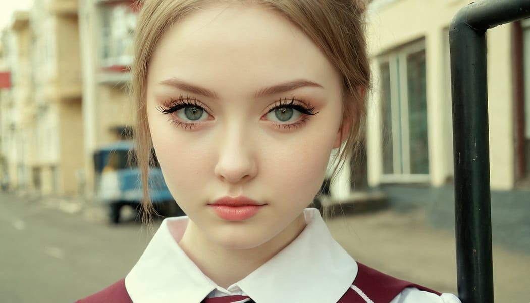 Tags: 21872187, SDXL
{"3": {"inputs": {"seed": 922045619009196, "steps": 32, "cfg": 7.1, "sampler_name": "dpmpp_2m", "scheduler": "karras", "denoise": 1.0, "model": ["27", 0], "positive": ["6", 0], "negative": ["7", 0], "latent_image": ["5", 0]}, "class_type": "KSampler"}, "4": {"inputs": {"ckpt_name": "juggernautxl.safetensors"}, "class_type": "CheckpointLoaderSimple"}, "5": {"inputs": {"width": 1344, "height": 768, "batch_size": 1}, "class_type": "EmptyLatentImage"}, "6": {"inputs": {"text": "21 year old girl, (russian:1.04), (slim:1.03), (eyelashes:1.10), (beautiful eyes:1.13), (cute:0.98), (temptress:1.05), (seductive pose:1.09), (double eyelids:1.13), (idol:1.06), (blush:1.03), (sexy lips:1.10), (pale skin:1.14), (in a seductive pose:1.14), (large perky breasts:1.05), (cleavage:1.01), (thigh gap:0.96), (school uniform:1.04), choker, busy street, (textured skin:1.06), (portra:1.06), (candid cinema:1.03), (film:1.09), (RAW:1.01), (skin fuzz:1.05), (natural looking skin:1.02), (soft lighting:1.02), (detailed skin:1.00)", "clip": ["27", 1]}, "class_type": "CLIPTextEncode"}, "7": {"inputs": {"text": "(bad hands:1.14), (open mouth:1.12), (worst quality:1.10), (watermark:1.10), (low resolution:1.08), (distorted:1.11), (twisted:1.07)", "clip": ["27", 1]}, "class_type": "CLIPTextEncode"}, "8": {"inputs": {"samples": ["3", 0], "vae": ["4", 2]}, "class_type": "VAEDecode"}, "25": {"inputs": {"lora_name": "nudify_xl.safetensors", "strength_model": 0.33, "strength_clip": 0.01, "model": ["4", 0], "clip": ["4", 1]}, "class_type": "LoraLoader"}, "26": {"inputs": {"lora_name": "shirtlift_SDXL_v2.safetensors", "strength_model": 0.11, "strength_clip": 0.04, "model": ["25", 0], "clip": ["25", 1]}, "class_type": "LoraLoader"}, "27": {"inputs": {"lora_name": "PerfectEyesXL.safetensors", "strength_model": 0.18, "strength_clip": 0.09, "model": ["26", 0], "clip": ["26", 1]}, "class_type": "LoraLoader"}, "30": {"inputs": {"model_name": "4x_NMKD-Superscale-SP_178000_G.pth"}, "class_type": "UpscaleModelLoader"}, "31": {"inputs": {"upscale_model": ["30", 0], "image": ["8", 0]}, "class_type": "ImageUpscaleWithModel"}, "32": {"inputs": {"upscale_method": "lanczos", "scale_by": 0.5, "image": ["31", 0]}, "class_type": "ImageScaleBy"}, "33": {"inputs": {"pixels": ["32", 0], "vae": ["4", 2]}, "class_type": "VAEEncode"}, "34": {"inputs": {"seed": 922045619009196, "steps": 32, "cfg": 7.1, "sampler_name": "dpmpp_2m", "scheduler": "karras", "denoise": 0.3, "model": ["27", 0], "positive": ["6", 0], "negative": ["7", 0], "latent_image": ["33", 0]}, "class_type": "KSampler"}, "36": {"inputs": {"samples": ["34", 0], "vae": ["4", 2]}, "class_type": "VAEDecode"}, "39": {"inputs": {"filename_prefix": "comfyapi-1727042836279", "images": ["36", 0]}, "class_type": "SaveImage"}}