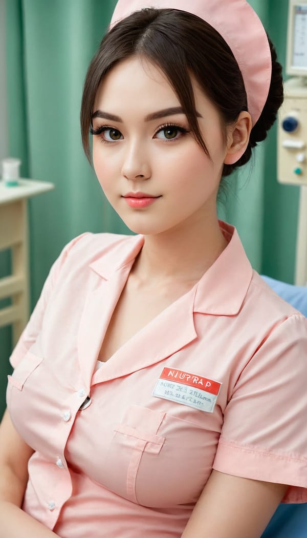 Tags: 21872187, SDXL
{"3": {"inputs": {"seed": 661958927872066, "steps": 64, "cfg": 7.27, "sampler_name": "dpmpp_2m", "scheduler": "karras", "denoise": 1.0, "model": ["27", 0], "positive": ["6", 0], "negative": ["7", 0], "latent_image": ["5", 0]}, "class_type": "KSampler"}, "4": {"inputs": {"ckpt_name": "juggernautXL_v8Rundiffusion.safetensors"}, "class_type": "CheckpointLoaderSimple"}, "5": {"inputs": {"width": 768, "height": 1344, "batch_size": 1}, "class_type": "EmptyLatentImage"}, "6": {"inputs": {"text": "26 year old girl, (cute:1.07), (sexy lips:1.02), (seductive facial expression:1.14), (seductive pose:1.03), (blush:1.01), (temptress:0.97), (slim:1.06), (eyelashes:1.12), (pale skin:1.04), (idol:1.01), (detailed face:1.06), (double eyelids:0.99), (beautiful eyes:0.97), (in a seductive pose:1.11), (large perky breasts:1.00), (cleavage:0.99), (thigh gap:1.11), (nurse in uniform:1.06) working in a hospital ward, (textured skin:1.09), (candid cinema:1.08), (natural looking skin:1.05), (detailed skin:1.01), (portra:1.00), (skin fuzz:1.06), (RAW:1.03), (soft lighting:1.02), (film:1.09)", "clip": ["27", 1]}, "class_type": "CLIPTextEncode"}, "7": {"inputs": {"text": "(low resolution:1.09), (bad hands:1.11), (worst quality:1.09), (open mouth:1.09), (watermark:1.08), (distorted:1.09), (twisted:1.07)", "clip": ["27", 1]}, "class_type": "CLIPTextEncode"}, "8": {"inputs": {"samples": ["3", 0], "vae": ["4", 2]}, "class_type": "VAEDecode"}, "25": {"inputs": {"lora_name": "nudify_xl.safetensors", "strength_model": 0.12, "strength_clip": 0.19, "model": ["4", 0], "clip": ["4", 1]}, "class_type": "LoraLoader"}, "26": {"inputs": {"lora_name": "shirtlift_SDXL_v2.safetensors", "strength_model": 0.06, "strength_clip": 0.16, "model": ["25", 0], "clip": ["25", 1]}, "class_type": "LoraLoader"}, "27": {"inputs": {"lora_name": "PerfectEyesXL.safetensors", "strength_model": 0.11, "strength_clip": 0.07, "model": ["26", 0], "clip": ["26", 1]}, "class_type": "LoraLoader"}, "30": {"inputs": {"model_name": "4x_NMKD-Superscale-SP_178000_G.pth"}, "class_type": "UpscaleModelLoader"}, "31": {"inputs": {"upscale_model": ["30", 0], "image": ["8", 0]}, "class_type": "ImageUpscaleWithModel"}, "32": {"inputs": {"upscale_method": "lanczos", "scale_by": 0.5, "image": ["31", 0]}, "class_type": "ImageScaleBy"}, "33": {"inputs": {"pixels": ["32", 0], "vae": ["4", 2]}, "class_type": "VAEEncode"}, "34": {"inputs": {"seed": 661958927872066, "steps": 64, "cfg": 7.27, "sampler_name": "dpmpp_2m", "scheduler": "karras", "denoise": 0.3, "model": ["27", 0], "positive": ["6", 0], "negative": ["7", 0], "latent_image": ["33", 0]}, "class_type": "KSampler"}, "36": {"inputs": {"samples": ["34", 0], "vae": ["4", 2]}, "class_type": "VAEDecode"}, "39": {"inputs": {"filename_prefix": "comfyapi-1708017398748", "images": ["36", 0]}, "class_type": "SaveImage"}}