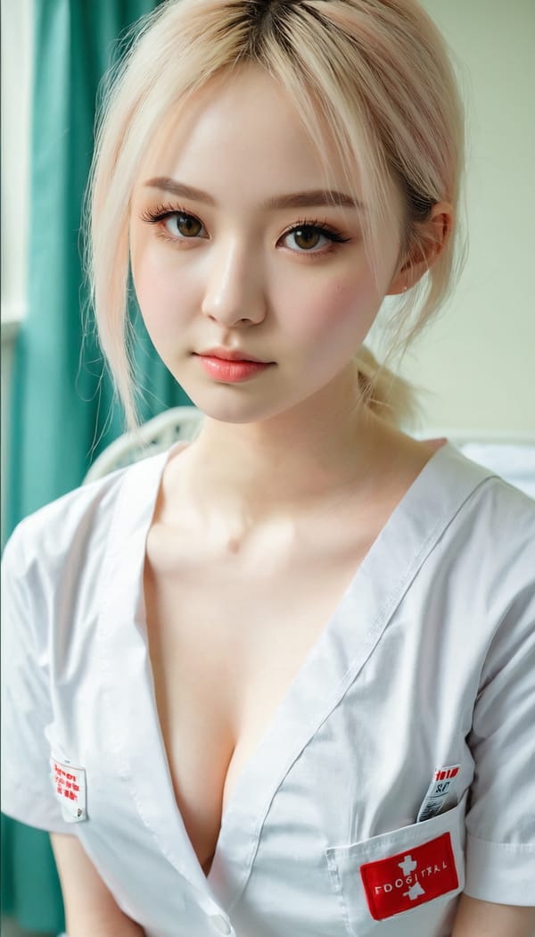 Tags: 21872187, SDXL
{"3": {"inputs": {"seed": 749321378947908, "steps": 32, "cfg": 7.75, "sampler_name": "dpmpp_2m", "scheduler": "karras", "denoise": 1.0, "model": ["27", 0], "positive": ["6", 0], "negative": ["7", 0], "latent_image": ["5", 0]}, "class_type": "KSampler"}, "4": {"inputs": {"ckpt_name": "juggernautxl.safetensors"}, "class_type": "CheckpointLoaderSimple"}, "5": {"inputs": {"width": 768, "height": 1344, "batch_size": 1}, "class_type": "EmptyLatentImage"}, "6": {"inputs": {"text": "20 year old girl, (cute:1.06), (sexy lips:1.00), (detailed face:1.06), (seductive pose:0.97), (eyelashes:1.10), (slim:0.97), (blush:1.13), (idol:1.01), (beautiful eyes:1.10), (temptress:1.14), (pale skin:1.08), (double eyelids:1.04), (on all fours:1.05), (spreading ass cheeks:1.13), (from behind:0.98), (backboob:1.03), (nurse in uniform:1.04) working in a hospital ward, (RAW:1.04), (portra:1.00), (natural looking skin:1.03), (textured skin:1.04), (detailed skin:1.03), (skin fuzz:1.08), (soft lighting:1.02), (candid cinema:1.01), (film:1.05)", "clip": ["27", 1]}, "class_type": "CLIPTextEncode"}, "7": {"inputs": {"text": "(worst quality:1.11), (bad hands:1.11), (low resolution:1.09), (watermark:1.09), (distorted:1.11), (open mouth:1.11), (twisted:1.08)", "clip": ["27", 1]}, "class_type": "CLIPTextEncode"}, "8": {"inputs": {"samples": ["3", 0], "vae": ["4", 2]}, "class_type": "VAEDecode"}, "25": {"inputs": {"lora_name": "nudify_xl.safetensors", "strength_model": 0.11, "strength_clip": 0.27, "model": ["4", 0], "clip": ["4", 1]}, "class_type": "LoraLoader"}, "26": {"inputs": {"lora_name": "shirtlift_SDXL_v2.safetensors", "strength_model": 0.07, "strength_clip": 0.0, "model": ["25", 0], "clip": ["25", 1]}, "class_type": "LoraLoader"}, "27": {"inputs": {"lora_name": "PerfectEyesXL.safetensors", "strength_model": 0.09, "strength_clip": 0.06, "model": ["26", 0], "clip": ["26", 1]}, "class_type": "LoraLoader"}, "30": {"inputs": {"model_name": "4x_NMKD-Superscale-SP_178000_G.pth"}, "class_type": "UpscaleModelLoader"}, "31": {"inputs": {"upscale_model": ["30", 0], "image": ["8", 0]}, "class_type": "ImageUpscaleWithModel"}, "32": {"inputs": {"upscale_method": "lanczos", "scale_by": 0.5, "image": ["31", 0]}, "class_type": "ImageScaleBy"}, "33": {"inputs": {"pixels": ["32", 0], "vae": ["4", 2]}, "class_type": "VAEEncode"}, "34": {"inputs": {"seed": 749321378947908, "steps": 32, "cfg": 7.75, "sampler_name": "dpmpp_2m", "scheduler": "karras", "denoise": 0.3, "model": ["27", 0], "positive": ["6", 0], "negative": ["7", 0], "latent_image": ["33", 0]}, "class_type": "KSampler"}, "36": {"inputs": {"samples": ["34", 0], "vae": ["4", 2]}, "class_type": "VAEDecode"}, "39": {"inputs": {"filename_prefix": "comfyapi-1718694153322", "images": ["36", 0]}, "class_type": "SaveImage"}}