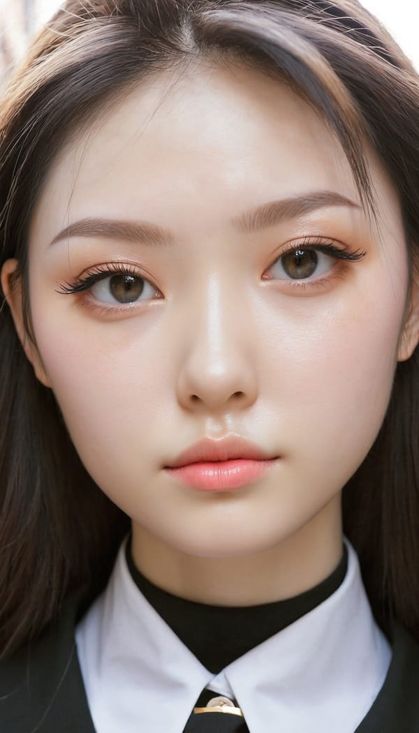 Tags: 21872187, SDXL
{"3": {"inputs": {"seed": 211641068579842, "steps": 32, "cfg": 6.93, "sampler_name": "dpmpp_2m", "scheduler": "karras", "denoise": 1.0, "model": ["27", 0], "positive": ["6", 0], "negative": ["7", 0], "latent_image": ["5", 0]}, "class_type": "KSampler"}, "4": {"inputs": {"ckpt_name": "juggernautxl.safetensors"}, "class_type": "CheckpointLoaderSimple"}, "5": {"inputs": {"width": 768, "height": 1344, "batch_size": 1}, "class_type": "EmptyLatentImage"}, "6": {"inputs": {"text": "20 year old girl, (russian:1.07), (korean:1.03), (pale skin:1.11), (blush:1.09), (sexy lips:1.00), (detailed face:1.03), (temptress:0.98), (beautiful eyes:0.98), (double eyelids:1.13), (slim:1.01), (eyelashes:1.09), (idol:1.11), (seductive facial expression:1.14), (cute:0.99), (in a seductive pose:0.98), (large perky breasts:1.05), (cleavage:1.05), (thigh gap:1.09), (school uniform:1.00), choker, busy street, (candid cinema:1.08), (RAW:1.08), (skin fuzz:1.07), (textured skin:1.04), (detailed skin:1.06), (portra:1.07), (soft lighting:1.01), (film:1.02), (natural looking skin:1.07)", "clip": ["27", 1]}, "class_type": "CLIPTextEncode"}, "7": {"inputs": {"text": "(open mouth:1.08), (worst quality:1.10), (watermark:1.07), (bad hands:1.11), (distorted:1.13), (low resolution:1.05)", "clip": ["27", 1]}, "class_type": "CLIPTextEncode"}, "8": {"inputs": {"samples": ["3", 0], "vae": ["4", 2]}, "class_type": "VAEDecode"}, "25": {"inputs": {"lora_name": "nudify_xl.safetensors", "strength_model": 0.25, "strength_clip": 0.38, "model": ["4", 0], "clip": ["4", 1]}, "class_type": "LoraLoader"}, "26": {"inputs": {"lora_name": "shirtlift_SDXL_v2.safetensors", "strength_model": 0.16, "strength_clip": 0.14, "model": ["25", 0], "clip": ["25", 1]}, "class_type": "LoraLoader"}, "27": {"inputs": {"lora_name": "PerfectEyesXL.safetensors", "strength_model": 0.1, "strength_clip": 0.05, "model": ["26", 0], "clip": ["26", 1]}, "class_type": "LoraLoader"}, "30": {"inputs": {"model_name": "4x_NMKD-Superscale-SP_178000_G.pth"}, "class_type": "UpscaleModelLoader"}, "31": {"inputs": {"upscale_model": ["30", 0], "image": ["8", 0]}, "class_type": "ImageUpscaleWithModel"}, "32": {"inputs": {"upscale_method": "lanczos", "scale_by": 0.5, "image": ["31", 0]}, "class_type": "ImageScaleBy"}, "33": {"inputs": {"pixels": ["32", 0], "vae": ["4", 2]}, "class_type": "VAEEncode"}, "34": {"inputs": {"seed": 211641068579842, "steps": 32, "cfg": 6.93, "sampler_name": "dpmpp_2m", "scheduler": "karras", "denoise": 0.3, "model": ["27", 0], "positive": ["6", 0], "negative": ["7", 0], "latent_image": ["33", 0]}, "class_type": "KSampler"}, "36": {"inputs": {"samples": ["34", 0], "vae": ["4", 2]}, "class_type": "VAEDecode"}, "39": {"inputs": {"filename_prefix": "comfyapi-1733070148256", "images": ["36", 0]}, "class_type": "SaveImage"}}