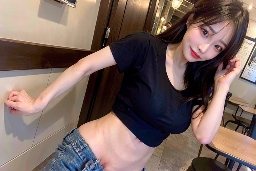 Tags: 21872187
<lora:JapaneseDollLikeness_v15:0.34>, <lora:koreanDollLikeness:0.53>, <lora:taiwanDollLikeness_v20:0.43>, (waitress wearing uniform:0.94), restaurant, <lora:Mooning:0.40>, <lora:Addams:0.26>, ass, from behind, clothes pull, looking back, pants pull, anus, pussy, undressing, extremely detailed face, cute, (photorealistic:1.09), sexy lips, seductive smile, double eyelids, eyelashes, pale skin, perky breasts, textured skin, 4K, RAW, sharp, hyper realistic, (thigh gap:1.00), 1girl, solo, (stunningly attractive:1.07), (dramatic:1.11)
Negative prompt: drawings, paintings, anime, fat, (normal quality:1.96), (worst quality:2.12)
Steps: 32, Sampler: DPM++ 2M Karras, CFG scale: 7.16, Seed: 997966755, Size: 768x512, Model hash: fc2511737a, Model: chilloutmix_NiPrunedFp32Fix, Seed resize from: -1x-1, Denoising strength: 0.4, Version: v1.2.1, Hires upscale: 2.0, Hires steps: 16, Hires upscaler: ESRGAN_4x