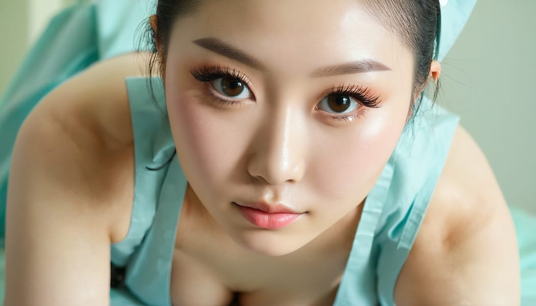 Tags: 21872187, SDXL
{"3": {"inputs": {"seed": 287069702820888, "steps": 32, "cfg": 7.54, "sampler_name": "dpmpp_2m", "scheduler": "karras", "denoise": 1.0, "model": ["27", 0], "positive": ["6", 0], "negative": ["7", 0], "latent_image": ["5", 0]}, "class_type": "KSampler"}, "4": {"inputs": {"ckpt_name": "juggernautxl.safetensors"}, "class_type": "CheckpointLoaderSimple"}, "5": {"inputs": {"width": 1344, "height": 768, "batch_size": 1}, "class_type": "EmptyLatentImage"}, "6": {"inputs": {"text": "27 year old girl, (chinese:0.97), (eyelashes:1.11), (seductive pose:1.14), (temptress:1.13), (idol:1.00), (seductive facial expression:1.06), (detailed face:1.09), (pale skin:1.01), (blush:1.08), (cute:1.09), (beautiful eyes:0.95), (slim:1.01), (sexy lips:0.97), (double eyelids:0.98), (on all fours:1.11), (spreading ass cheeks:0.97), (from behind:1.14), (backboob:1.12), (nurse in uniform:1.11) working in a hospital ward, (skin fuzz:1.01), (candid cinema:1.01), (detailed skin:1.00), (film:1.02), (soft lighting:1.04), (textured skin:1.06), (portra:1.04), (natural looking skin:1.01), (RAW:1.04)", "clip": ["27", 1]}, "class_type": "CLIPTextEncode"}, "7": {"inputs": {"text": "(bad hands:1.05), (twisted:1.09), (watermark:1.08), (distorted:1.13), (low resolution:1.12), (open mouth:1.14), (worst quality:1.11)", "clip": ["27", 1]}, "class_type": "CLIPTextEncode"}, "8": {"inputs": {"samples": ["3", 0], "vae": ["4", 2]}, "class_type": "VAEDecode"}, "25": {"inputs": {"lora_name": "nudify_xl.safetensors", "strength_model": 0.37, "strength_clip": 0.37, "model": ["4", 0], "clip": ["4", 1]}, "class_type": "LoraLoader"}, "26": {"inputs": {"lora_name": "shirtlift_SDXL_v2.safetensors", "strength_model": 0.04, "strength_clip": 0.17, "model": ["25", 0], "clip": ["25", 1]}, "class_type": "LoraLoader"}, "27": {"inputs": {"lora_name": "PerfectEyesXL.safetensors", "strength_model": 0.19, "strength_clip": 0.18, "model": ["26", 0], "clip": ["26", 1]}, "class_type": "LoraLoader"}, "30": {"inputs": {"model_name": "4x_NMKD-Superscale-SP_178000_G.pth"}, "class_type": "UpscaleModelLoader"}, "31": {"inputs": {"upscale_model": ["30", 0], "image": ["8", 0]}, "class_type": "ImageUpscaleWithModel"}, "32": {"inputs": {"upscale_method": "lanczos", "scale_by": 0.5, "image": ["31", 0]}, "class_type": "ImageScaleBy"}, "33": {"inputs": {"pixels": ["32", 0], "vae": ["4", 2]}, "class_type": "VAEEncode"}, "34": {"inputs": {"seed": 287069702820888, "steps": 32, "cfg": 7.54, "sampler_name": "dpmpp_2m", "scheduler": "karras", "denoise": 0.3, "model": ["27", 0], "positive": ["6", 0], "negative": ["7", 0], "latent_image": ["33", 0]}, "class_type": "KSampler"}, "36": {"inputs": {"samples": ["34", 0], "vae": ["4", 2]}, "class_type": "VAEDecode"}, "39": {"inputs": {"filename_prefix": "comfyapi-1715033501176", "images": ["36", 0]}, "class_type": "SaveImage"}}