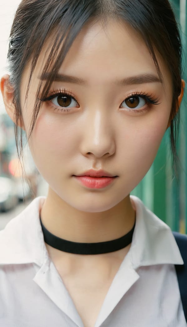 Tags: 21872187, SDXL
{"3": {"inputs": {"seed": 377301077526612, "steps": 32, "cfg": 7.22, "sampler_name": "dpmpp_2m", "scheduler": "karras", "denoise": 1.0, "model": ["27", 0], "positive": ["6", 0], "negative": ["7", 0], "latent_image": ["5", 0]}, "class_type": "KSampler"}, "4": {"inputs": {"ckpt_name": "juggernautxl.safetensors"}, "class_type": "CheckpointLoaderSimple"}, "5": {"inputs": {"width": 768, "height": 1344, "batch_size": 1}, "class_type": "EmptyLatentImage"}, "6": {"inputs": {"text": "25 year old girl, (irish:1.05), (chinese:1.11), (beautiful eyes:1.04), (detailed face:1.06), (slim:1.01), (sexy lips:0.97), (eyelashes:0.98), (cute:0.95), (seductive facial expression:0.96), (pale skin:1.05), (double eyelids:1.05), (seductive pose:1.14), (temptress:1.03), (blush:0.96), (in a seductive pose:1.06), (large perky breasts:1.03), (cleavage:0.99), (thigh gap:0.97), (school uniform:0.99), choker, busy street, (film:1.02), (RAW:1.07), (detailed skin:1.08), (natural looking skin:1.04), (soft lighting:1.06), (skin fuzz:1.05), (portra:1.09), (candid cinema:1.06)", "clip": ["27", 1]}, "class_type": "CLIPTextEncode"}, "7": {"inputs": {"text": "(low resolution:1.06), (distorted:1.08), (twisted:1.09), (watermark:1.13), (bad hands:1.10), (open mouth:1.14), (worst quality:1.13)", "clip": ["27", 1]}, "class_type": "CLIPTextEncode"}, "8": {"inputs": {"samples": ["3", 0], "vae": ["4", 2]}, "class_type": "VAEDecode"}, "25": {"inputs": {"lora_name": "nudify_xl.safetensors", "strength_model": 0.29, "strength_clip": 0.23, "model": ["4", 0], "clip": ["4", 1]}, "class_type": "LoraLoader"}, "26": {"inputs": {"lora_name": "shirtlift_SDXL_v2.safetensors", "strength_model": 0.17, "strength_clip": 0.0, "model": ["25", 0], "clip": ["25", 1]}, "class_type": "LoraLoader"}, "27": {"inputs": {"lora_name": "PerfectEyesXL.safetensors", "strength_model": 0.05, "strength_clip": 0.19, "model": ["26", 0], "clip": ["26", 1]}, "class_type": "LoraLoader"}, "30": {"inputs": {"model_name": "4x_NMKD-Superscale-SP_178000_G.pth"}, "class_type": "UpscaleModelLoader"}, "31": {"inputs": {"upscale_model": ["30", 0], "image": ["8", 0]}, "class_type": "ImageUpscaleWithModel"}, "32": {"inputs": {"upscale_method": "lanczos", "scale_by": 0.5, "image": ["31", 0]}, "class_type": "ImageScaleBy"}, "33": {"inputs": {"pixels": ["32", 0], "vae": ["4", 2]}, "class_type": "VAEEncode"}, "34": {"inputs": {"seed": 377301077526612, "steps": 32, "cfg": 7.22, "sampler_name": "dpmpp_2m", "scheduler": "karras", "denoise": 0.3, "model": ["27", 0], "positive": ["6", 0], "negative": ["7", 0], "latent_image": ["33", 0]}, "class_type": "KSampler"}, "36": {"inputs": {"samples": ["34", 0], "vae": ["4", 2]}, "class_type": "VAEDecode"}, "39": {"inputs": {"filename_prefix": "comfyapi-1724332523876", "images": ["36", 0]}, "class_type": "SaveImage"}}