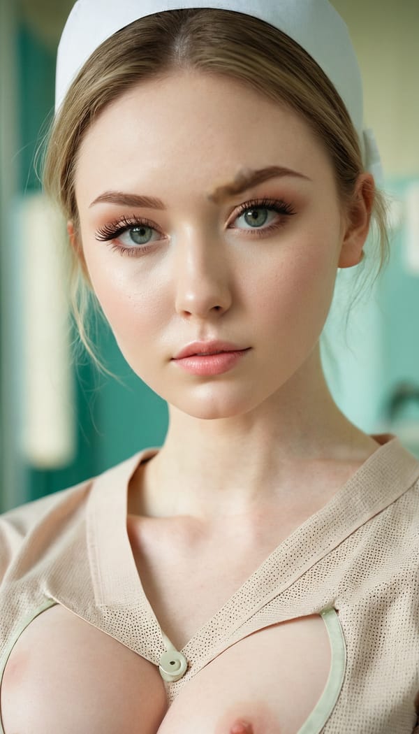 Tags: 21872187, SDXL
{"3": {"inputs": {"seed": 336729970591534, "steps": 64, "cfg": 7.23, "sampler_name": "dpmpp_2m", "scheduler": "karras", "denoise": 1.0, "model": ["27", 0], "positive": ["6", 0], "negative": ["7", 0], "latent_image": ["5", 0]}, "class_type": "KSampler"}, "4": {"inputs": {"ckpt_name": "juggernautxl.safetensors"}, "class_type": "CheckpointLoaderSimple"}, "5": {"inputs": {"width": 768, "height": 1344, "batch_size": 1}, "class_type": "EmptyLatentImage"}, "6": {"inputs": {"text": "24 year old girl, (irish:1.02), (seductive facial expression:1.09), (detailed face:1.13), (beautiful eyes:1.12), (temptress:1.12), (double eyelids:0.99), (sexy lips:1.03), (eyelashes:1.09), (cute:0.95), (pale skin:1.09), (blush:1.14), (idol:0.98), (slim:1.00), (seductive pose:1.11), (in a seductive pose:1.04), (large perky breasts:1.10), (cleavage:1.08), (thigh gap:1.00), (nurse in uniform:1.14) working in a hospital ward, (textured skin:1.01), (candid cinema:1.07), (skin fuzz:1.06), (portra:1.02), (detailed skin:1.02), (film:1.00), (natural looking skin:1.06), (RAW:1.04), (soft lighting:1.05)", "clip": ["27", 1]}, "class_type": "CLIPTextEncode"}, "7": {"inputs": {"text": "(twisted:1.05), (worst quality:1.09), (open mouth:1.08), (watermark:1.14), (distorted:1.10), (low resolution:1.06), (bad hands:1.08)", "clip": ["27", 1]}, "class_type": "CLIPTextEncode"}, "8": {"inputs": {"samples": ["3", 0], "vae": ["4", 2]}, "class_type": "VAEDecode"}, "25": {"inputs": {"lora_name": "nudify_xl.safetensors", "strength_model": 0.34, "strength_clip": 0.2, "model": ["4", 0], "clip": ["4", 1]}, "class_type": "LoraLoader"}, "26": {"inputs": {"lora_name": "shirtlift_SDXL_v2.safetensors", "strength_model": 0.05, "strength_clip": 0.13, "model": ["25", 0], "clip": ["25", 1]}, "class_type": "LoraLoader"}, "27": {"inputs": {"lora_name": "PerfectEyesXL.safetensors", "strength_model": 0.11, "strength_clip": 0.0, "model": ["26", 0], "clip": ["26", 1]}, "class_type": "LoraLoader"}, "30": {"inputs": {"model_name": "4x_NMKD-Superscale-SP_178000_G.pth"}, "class_type": "UpscaleModelLoader"}, "31": {"inputs": {"upscale_model": ["30", 0], "image": ["8", 0]}, "class_type": "ImageUpscaleWithModel"}, "32": {"inputs": {"upscale_method": "lanczos", "scale_by": 0.5, "image": ["31", 0]}, "class_type": "ImageScaleBy"}, "33": {"inputs": {"pixels": ["32", 0], "vae": ["4", 2]}, "class_type": "VAEEncode"}, "34": {"inputs": {"seed": 336729970591534, "steps": 64, "cfg": 7.23, "sampler_name": "dpmpp_2m", "scheduler": "karras", "denoise": 0.3, "model": ["27", 0], "positive": ["6", 0], "negative": ["7", 0], "latent_image": ["33", 0]}, "class_type": "KSampler"}, "36": {"inputs": {"samples": ["34", 0], "vae": ["4", 2]}, "class_type": "VAEDecode"}, "39": {"inputs": {"filename_prefix": "comfyapi-1734264195189", "images": ["36", 0]}, "class_type": "SaveImage"}}