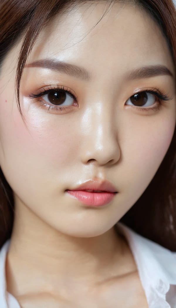 Tags: 21872187, SDXL
{"3": {"inputs": {"seed": 983997599894862, "steps": 64, "cfg": 6.0, "sampler_name": "dpmpp_2m", "scheduler": "karras", "denoise": 1.0, "model": ["27", 0], "positive": ["6", 0], "negative": ["7", 0], "latent_image": ["5", 0]}, "class_type": "KSampler"}, "4": {"inputs": {"ckpt_name": "juggernautxl.safetensors"}, "class_type": "CheckpointLoaderSimple"}, "5": {"inputs": {"width": 768, "height": 1344, "batch_size": 1}, "class_type": "EmptyLatentImage"}, "6": {"inputs": {"text": "28 year old girl, (korean:1.04), (beautiful eyes:1.13), (seductive facial expression:1.07), (idol:1.01), (sexy lips:1.14), (pale skin:1.14), (slim:1.06), (blush:1.01), (seductive pose:1.11), (double eyelids:1.00), (detailed face:1.10), (eyelashes:1.04), (temptress:0.99), (cute:1.10), (in a seductive pose:0.96), (large perky breasts:1.05), (cleavage:1.06), (thigh gap:1.06), (an office lady:1.11), (film:1.05), (candid cinema:1.01), (RAW:1.03), (soft lighting:1.02), (textured skin:1.05), (natural looking skin:1.08), (portra:1.04), (skin fuzz:1.09), (detailed skin:1.00)", "clip": ["27", 1]}, "class_type": "CLIPTextEncode"}, "7": {"inputs": {"text": "(bad hands:1.14), (worst quality:1.07), (low resolution:1.05), (distorted:1.05), (open mouth:1.12), (twisted:1.14), (watermark:1.14)", "clip": ["27", 1]}, "class_type": "CLIPTextEncode"}, "8": {"inputs": {"samples": ["3", 0], "vae": ["4", 2]}, "class_type": "VAEDecode"}, "25": {"inputs": {"lora_name": "nudify_xl.safetensors", "strength_model": 0.16, "strength_clip": 0.14, "model": ["4", 0], "clip": ["4", 1]}, "class_type": "LoraLoader"}, "26": {"inputs": {"lora_name": "shirtlift_SDXL_v2.safetensors", "strength_model": 0.15, "strength_clip": 0.14, "model": ["25", 0], "clip": ["25", 1]}, "class_type": "LoraLoader"}, "27": {"inputs": {"lora_name": "PerfectEyesXL.safetensors", "strength_model": 0.12, "strength_clip": 0.19, "model": ["26", 0], "clip": ["26", 1]}, "class_type": "LoraLoader"}, "30": {"inputs": {"model_name": "4x_NMKD-Superscale-SP_178000_G.pth"}, "class_type": "UpscaleModelLoader"}, "31": {"inputs": {"upscale_model": ["30", 0], "image": ["8", 0]}, "class_type": "ImageUpscaleWithModel"}, "32": {"inputs": {"upscale_method": "lanczos", "scale_by": 0.5, "image": ["31", 0]}, "class_type": "ImageScaleBy"}, "33": {"inputs": {"pixels": ["32", 0], "vae": ["4", 2]}, "class_type": "VAEEncode"}, "34": {"inputs": {"seed": 983997599894862, "steps": 64, "cfg": 6.0, "sampler_name": "dpmpp_2m", "scheduler": "karras", "denoise": 0.3, "model": ["27", 0], "positive": ["6", 0], "negative": ["7", 0], "latent_image": ["33", 0]}, "class_type": "KSampler"}, "36": {"inputs": {"samples": ["34", 0], "vae": ["4", 2]}, "class_type": "VAEDecode"}, "39": {"inputs": {"filename_prefix": "comfyapi-1714068684542", "images": ["36", 0]}, "class_type": "SaveImage"}}