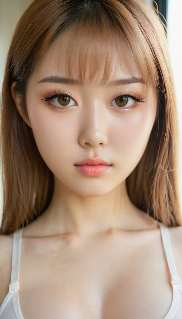 Tags: 21872187, SDXL
{"3": {"inputs": {"seed": 522824381546188, "steps": 32, "cfg": 6.52, "sampler_name": "dpmpp_2m", "scheduler": "karras", "denoise": 1.0, "model": ["27", 0], "positive": ["6", 0], "negative": ["7", 0], "latent_image": ["5", 0]}, "class_type": "KSampler"}, "4": {"inputs": {"ckpt_name": "juggernautxl.safetensors"}, "class_type": "CheckpointLoaderSimple"}, "5": {"inputs": {"width": 768, "height": 1344, "batch_size": 1}, "class_type": "EmptyLatentImage"}, "6": {"inputs": {"text": "22 year old girl, (japanese:1.06), (detailed face:1.06), (eyelashes:1.06), (beautiful eyes:0.96), (pale skin:1.09), (sexy lips:1.09), (blush:1.09), (slim:1.12), (idol:1.01), (double eyelids:1.08), (cute:0.96), (seductive facial expression:1.00), (seductive pose:1.02), (temptress:1.01), (in a seductive pose:1.08), (large perky breasts:1.11), (cleavage:1.04), (thigh gap:1.14), (white tanktop:0.96), busy street, (film:1.03), (candid cinema:1.08), (RAW:1.02), (natural looking skin:1.08), (soft lighting:1.07), (textured skin:1.02), (portra:1.01), (skin fuzz:1.02)", "clip": ["27", 1]}, "class_type": "CLIPTextEncode"}, "7": {"inputs": {"text": "(low resolution:1.07), (twisted:1.14), (open mouth:1.05), (worst quality:1.11), (bad hands:1.08), (distorted:1.09), (watermark:1.14)", "clip": ["27", 1]}, "class_type": "CLIPTextEncode"}, "8": {"inputs": {"samples": ["3", 0], "vae": ["4", 2]}, "class_type": "VAEDecode"}, "25": {"inputs": {"lora_name": "nudify_xl.safetensors", "strength_model": 0.23, "strength_clip": 0.24, "model": ["4", 0], "clip": ["4", 1]}, "class_type": "LoraLoader"}, "26": {"inputs": {"lora_name": "shirtlift_SDXL_v2.safetensors", "strength_model": 0.18, "strength_clip": 0.01, "model": ["25", 0], "clip": ["25", 1]}, "class_type": "LoraLoader"}, "27": {"inputs": {"lora_name": "PerfectEyesXL.safetensors", "strength_model": 0.17, "strength_clip": 0.19, "model": ["26", 0], "clip": ["26", 1]}, "class_type": "LoraLoader"}, "30": {"inputs": {"model_name": "4x_NMKD-Superscale-SP_178000_G.pth"}, "class_type": "UpscaleModelLoader"}, "31": {"inputs": {"upscale_model": ["30", 0], "image": ["8", 0]}, "class_type": "ImageUpscaleWithModel"}, "32": {"inputs": {"upscale_method": "lanczos", "scale_by": 0.5, "image": ["31", 0]}, "class_type": "ImageScaleBy"}, "33": {"inputs": {"pixels": ["32", 0], "vae": ["4", 2]}, "class_type": "VAEEncode"}, "34": {"inputs": {"seed": 522824381546188, "steps": 32, "cfg": 6.52, "sampler_name": "dpmpp_2m", "scheduler": "karras", "denoise": 0.3, "model": ["27", 0], "positive": ["6", 0], "negative": ["7", 0], "latent_image": ["33", 0]}, "class_type": "KSampler"}, "36": {"inputs": {"samples": ["34", 0], "vae": ["4", 2]}, "class_type": "VAEDecode"}, "39": {"inputs": {"filename_prefix": "comfyapi-1713848813034", "images": ["36", 0]}, "class_type": "SaveImage"}}