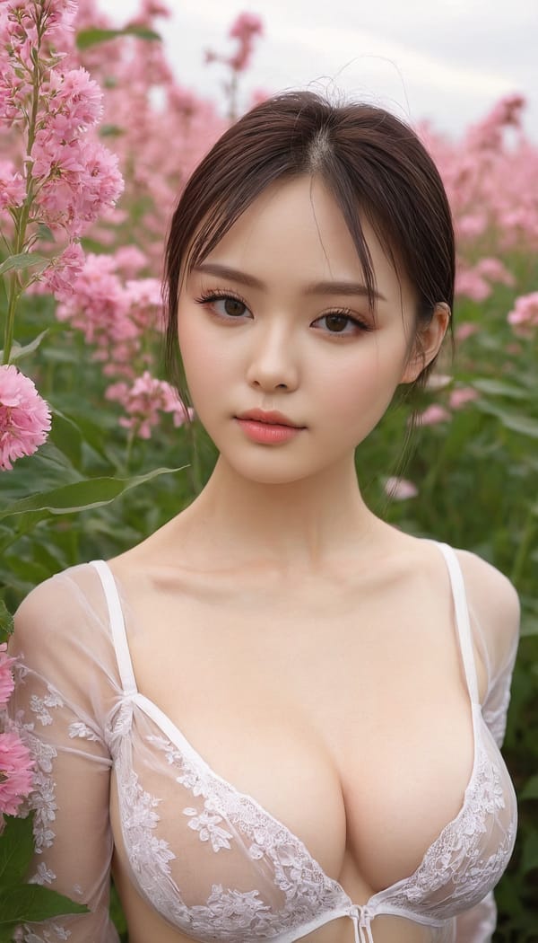 Tags: 21872187, SDXL
{"3": {"inputs": {"seed": 627167434542659, "steps": 32, "cfg": 6.78, "sampler_name": "dpmpp_2m", "scheduler": "karras", "denoise": 1.0, "model": ["27", 0], "positive": ["6", 0], "negative": ["7", 0], "latent_image": ["5", 0]}, "class_type": "KSampler"}, "4": {"inputs": {"ckpt_name": "juggernautxl.safetensors"}, "class_type": "CheckpointLoaderSimple"}, "5": {"inputs": {"width": 768, "height": 1344, "batch_size": 1}, "class_type": "EmptyLatentImage"}, "6": {"inputs": {"text": "24 year old girl, (russian:1.09), (taiwanese:0.97), (eyelashes:1.01), (double eyelids:1.07), (detailed face:1.14), (seductive pose:1.07), (pale skin:1.08), (cute:1.08), (idol:0.95), (beautiful eyes:1.00), (sexy lips:1.05), (blush:0.97), (slim:1.05), (temptress:1.07), (seductive facial expression:1.14), (in a seductive pose:1.03), (large perky breasts:0.95), (cleavage:1.03), (thigh gap:1.06), wearing (translucent clothes:1.10) on a flower field, (candid cinema:1.03), (film:1.08), (textured skin:1.04), (detailed skin:1.05), (RAW:1.08), (skin fuzz:1.01), (natural looking skin:1.07), (portra:1.07)", "clip": ["27", 1]}, "class_type": "CLIPTextEncode"}, "7": {"inputs": {"text": "(open mouth:1.10), (watermark:1.05), (worst quality:1.05), (bad hands:1.14), (twisted:1.11), (low resolution:1.10), (distorted:1.08)", "clip": ["27", 1]}, "class_type": "CLIPTextEncode"}, "8": {"inputs": {"samples": ["3", 0], "vae": ["4", 2]}, "class_type": "VAEDecode"}, "25": {"inputs": {"lora_name": "nudify_xl.safetensors", "strength_model": 0.37, "strength_clip": 0.11, "model": ["4", 0], "clip": ["4", 1]}, "class_type": "LoraLoader"}, "26": {"inputs": {"lora_name": "shirtlift_SDXL_v2.safetensors", "strength_model": 0.08, "strength_clip": 0.02, "model": ["25", 0], "clip": ["25", 1]}, "class_type": "LoraLoader"}, "27": {"inputs": {"lora_name": "PerfectEyesXL.safetensors", "strength_model": 0.08, "strength_clip": 0.18, "model": ["26", 0], "clip": ["26", 1]}, "class_type": "LoraLoader"}, "30": {"inputs": {"model_name": "4x_NMKD-Superscale-SP_178000_G.pth"}, "class_type": "UpscaleModelLoader"}, "31": {"inputs": {"upscale_model": ["30", 0], "image": ["8", 0]}, "class_type": "ImageUpscaleWithModel"}, "32": {"inputs": {"upscale_method": "lanczos", "scale_by": 0.5, "image": ["31", 0]}, "class_type": "ImageScaleBy"}, "33": {"inputs": {"pixels": ["32", 0], "vae": ["4", 2]}, "class_type": "VAEEncode"}, "34": {"inputs": {"seed": 627167434542659, "steps": 32, "cfg": 6.78, "sampler_name": "dpmpp_2m", "scheduler": "karras", "denoise": 0.3, "model": ["27", 0], "positive": ["6", 0], "negative": ["7", 0], "latent_image": ["33", 0]}, "class_type": "KSampler"}, "36": {"inputs": {"samples": ["34", 0], "vae": ["4", 2]}, "class_type": "VAEDecode"}, "39": {"inputs": {"filename_prefix": "comfyapi-1714983456167", "images": ["36", 0]}, "class_type": "SaveImage"}}