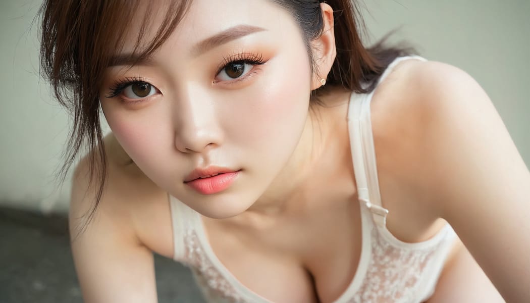 Tags: 21872187, SDXL
{"3": {"inputs": {"seed": 386236191418850, "steps": 32, "cfg": 5.96, "sampler_name": "dpmpp_2m", "scheduler": "karras", "denoise": 1.0, "model": ["27", 0], "positive": ["6", 0], "negative": ["7", 0], "latent_image": ["5", 0]}, "class_type": "KSampler"}, "4": {"inputs": {"ckpt_name": "juggernautxl.safetensors"}, "class_type": "CheckpointLoaderSimple"}, "5": {"inputs": {"width": 1344, "height": 768, "batch_size": 1}, "class_type": "EmptyLatentImage"}, "6": {"inputs": {"text": "27 year old girl, (korean:1.11), (irish:0.95), (taiwanese:1.02), (pale skin:1.07), (blush:1.08), (beautiful eyes:1.04), (idol:1.14), (sexy lips:0.95), (cute:1.12), (temptress:0.99), (eyelashes:1.14), (seductive facial expression:1.00), (slim:1.05), (detailed face:1.06), (double eyelids:1.12), (seductive pose:1.08), (on all fours:0.99), (spreading ass cheeks:1.07), (from behind:1.12), (backboob:0.96), (white tanktop:1.07), busy street, (skin fuzz:1.08), (candid cinema:1.04), (RAW:1.08), (film:1.00), (detailed skin:1.07), (textured skin:1.09), (portra:1.04), (natural looking skin:1.01), (soft lighting:1.05)", "clip": ["27", 1]}, "class_type": "CLIPTextEncode"}, "7": {"inputs": {"text": "(low resolution:1.05), (distorted:1.11), (watermark:1.10), (worst quality:1.06), (bad hands:1.08), (open mouth:1.14)", "clip": ["27", 1]}, "class_type": "CLIPTextEncode"}, "8": {"inputs": {"samples": ["3", 0], "vae": ["4", 2]}, "class_type": "VAEDecode"}, "25": {"inputs": {"lora_name": "nudify_xl.safetensors", "strength_model": 0.28, "strength_clip": 0.12, "model": ["4", 0], "clip": ["4", 1]}, "class_type": "LoraLoader"}, "26": {"inputs": {"lora_name": "shirtlift_SDXL_v2.safetensors", "strength_model": 0.04, "strength_clip": 0.11, "model": ["25", 0], "clip": ["25", 1]}, "class_type": "LoraLoader"}, "27": {"inputs": {"lora_name": "PerfectEyesXL.safetensors", "strength_model": 0.12, "strength_clip": 0.19, "model": ["26", 0], "clip": ["26", 1]}, "class_type": "LoraLoader"}, "30": {"inputs": {"model_name": "4x_NMKD-Superscale-SP_178000_G.pth"}, "class_type": "UpscaleModelLoader"}, "31": {"inputs": {"upscale_model": ["30", 0], "image": ["8", 0]}, "class_type": "ImageUpscaleWithModel"}, "32": {"inputs": {"upscale_method": "lanczos", "scale_by": 0.5, "image": ["31", 0]}, "class_type": "ImageScaleBy"}, "33": {"inputs": {"pixels": ["32", 0], "vae": ["4", 2]}, "class_type": "VAEEncode"}, "34": {"inputs": {"seed": 386236191418850, "steps": 32, "cfg": 5.96, "sampler_name": "dpmpp_2m", "scheduler": "karras", "denoise": 0.3, "model": ["27", 0], "positive": ["6", 0], "negative": ["7", 0], "latent_image": ["33", 0]}, "class_type": "KSampler"}, "36": {"inputs": {"samples": ["34", 0], "vae": ["4", 2]}, "class_type": "VAEDecode"}, "39": {"inputs": {"filename_prefix": "comfyapi-1713920461138", "images": ["36", 0]}, "class_type": "SaveImage"}}