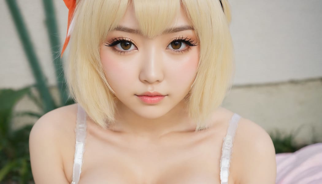 Tags: 21872187, SDXL
{"3": {"inputs": {"seed": 692113072797142, "steps": 32, "cfg": 5.53, "sampler_name": "dpmpp_2m", "scheduler": "karras", "denoise": 1.0, "model": ["27", 0], "positive": ["6", 0], "negative": ["7", 0], "latent_image": ["5", 0]}, "class_type": "KSampler"}, "4": {"inputs": {"ckpt_name": "juggernautxl.safetensors"}, "class_type": "CheckpointLoaderSimple"}, "5": {"inputs": {"width": 1344, "height": 768, "batch_size": 1}, "class_type": "EmptyLatentImage"}, "6": {"inputs": {"text": "27 year old girl, (japanese:1.01), (russian:0.95), (double eyelids:1.13), (sexy lips:1.01), (eyelashes:1.12), (cute:1.03), (slim:1.11), (seductive facial expression:1.13), (detailed face:1.00), (temptress:0.96), (blush:1.03), (pale skin:1.00), (seductive pose:0.96), (idol:1.02), (beautiful eyes:1.08), (in a seductive pose:1.11), (large perky breasts:1.05), (cleavage:1.03), (thigh gap:0.97), (in a cosplay:1.13) at comiket posing for camera, (textured skin:1.02), (natural looking skin:1.01), (film:1.07), (skin fuzz:1.07), (detailed skin:1.01), (soft lighting:1.08), (portra:1.01), (candid cinema:1.03), (RAW:1.03)", "clip": ["27", 1]}, "class_type": "CLIPTextEncode"}, "7": {"inputs": {"text": "(bad hands:1.06), (twisted:1.05), (low resolution:1.09), (worst quality:1.06), (open mouth:1.05), (distorted:1.12), (watermark:1.11)", "clip": ["27", 1]}, "class_type": "CLIPTextEncode"}, "8": {"inputs": {"samples": ["3", 0], "vae": ["4", 2]}, "class_type": "VAEDecode"}, "25": {"inputs": {"lora_name": "nudify_xl.safetensors", "strength_model": 0.28, "strength_clip": 0.12, "model": ["4", 0], "clip": ["4", 1]}, "class_type": "LoraLoader"}, "26": {"inputs": {"lora_name": "shirtlift_SDXL_v2.safetensors", "strength_model": 0.17, "strength_clip": 0.15, "model": ["25", 0], "clip": ["25", 1]}, "class_type": "LoraLoader"}, "27": {"inputs": {"lora_name": "PerfectEyesXL.safetensors", "strength_model": 0.16, "strength_clip": 0.08, "model": ["26", 0], "clip": ["26", 1]}, "class_type": "LoraLoader"}, "30": {"inputs": {"model_name": "4x_NMKD-Superscale-SP_178000_G.pth"}, "class_type": "UpscaleModelLoader"}, "31": {"inputs": {"upscale_model": ["30", 0], "image": ["8", 0]}, "class_type": "ImageUpscaleWithModel"}, "32": {"inputs": {"upscale_method": "lanczos", "scale_by": 0.5, "image": ["31", 0]}, "class_type": "ImageScaleBy"}, "33": {"inputs": {"pixels": ["32", 0], "vae": ["4", 2]}, "class_type": "VAEEncode"}, "34": {"inputs": {"seed": 692113072797142, "steps": 32, "cfg": 5.53, "sampler_name": "dpmpp_2m", "scheduler": "karras", "denoise": 0.3, "model": ["27", 0], "positive": ["6", 0], "negative": ["7", 0], "latent_image": ["33", 0]}, "class_type": "KSampler"}, "36": {"inputs": {"samples": ["34", 0], "vae": ["4", 2]}, "class_type": "VAEDecode"}, "39": {"inputs": {"filename_prefix": "comfyapi-1733742480041", "images": ["36", 0]}, "class_type": "SaveImage"}}