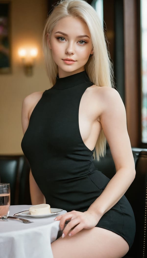 Tags: 21872187, SDXL
{"3": {"inputs": {"seed": 984515029318636, "steps": 32, "cfg": 5.14, "sampler_name": "dpmpp_2m", "scheduler": "karras", "denoise": 1.0, "model": ["27", 0], "positive": ["6", 0], "negative": ["7", 0], "latent_image": ["5", 0]}, "class_type": "KSampler"}, "4": {"inputs": {"ckpt_name": "juggernautxl.safetensors"}, "class_type": "CheckpointLoaderSimple"}, "5": {"inputs": {"width": 768, "height": 1344, "batch_size": 1}, "class_type": "EmptyLatentImage"}, "6": {"inputs": {"text": "25 year old girl, (ukrainian:0.99), (idol:1.07), (blush:0.99), (sexy lips:0.99), (detailed face:0.96), (temptress:0.99), (seductive facial expression:0.98), (beautiful eyes:1.05), (seductive pose:1.09), (pale skin:1.00), (slim:1.04), (cute:1.11), (eyelashes:1.04), (double eyelids:1.12), (perky ass:1.10), (exposed ass:1.14), (looking back:0.96), (sexy ass:0.97), (thigh gap:1.03), (wearing a little black dress:0.95) at a fine dining restaurant, (detailed skin:1.08), (soft lighting:1.07), (RAW:1.06), (textured skin:1.03), (portra:1.07), (candid cinema:1.04), (film:1.04), (skin fuzz:1.05), (natural looking skin:1.07)", "clip": ["27", 1]}, "class_type": "CLIPTextEncode"}, "7": {"inputs": {"text": "(worst quality:1.11), (twisted:1.14), (distorted:1.06), (open mouth:1.11), (bad hands:1.06), (low resolution:1.10), (watermark:1.12)", "clip": ["27", 1]}, "class_type": "CLIPTextEncode"}, "8": {"inputs": {"samples": ["3", 0], "vae": ["4", 2]}, "class_type": "VAEDecode"}, "25": {"inputs": {"lora_name": "nudify_xl.safetensors", "strength_model": 0.14, "strength_clip": 0.32, "model": ["4", 0], "clip": ["4", 1]}, "class_type": "LoraLoader"}, "26": {"inputs": {"lora_name": "shirtlift_SDXL_v2.safetensors", "strength_model": 0.14, "strength_clip": 0.15, "model": ["25", 0], "clip": ["25", 1]}, "class_type": "LoraLoader"}, "27": {"inputs": {"lora_name": "PerfectEyesXL.safetensors", "strength_model": 0.06, "strength_clip": 0.19, "model": ["26", 0], "clip": ["26", 1]}, "class_type": "LoraLoader"}, "30": {"inputs": {"model_name": "4x_NMKD-Superscale-SP_178000_G.pth"}, "class_type": "UpscaleModelLoader"}, "31": {"inputs": {"upscale_model": ["30", 0], "image": ["8", 0]}, "class_type": "ImageUpscaleWithModel"}, "32": {"inputs": {"upscale_method": "lanczos", "scale_by": 0.5, "image": ["31", 0]}, "class_type": "ImageScaleBy"}, "33": {"inputs": {"pixels": ["32", 0], "vae": ["4", 2]}, "class_type": "VAEEncode"}, "34": {"inputs": {"seed": 984515029318636, "steps": 32, "cfg": 5.14, "sampler_name": "dpmpp_2m", "scheduler": "karras", "denoise": 0.3, "model": ["27", 0], "positive": ["6", 0], "negative": ["7", 0], "latent_image": ["33", 0]}, "class_type": "KSampler"}, "36": {"inputs": {"samples": ["34", 0], "vae": ["4", 2]}, "class_type": "VAEDecode"}, "39": {"inputs": {"filename_prefix": "comfyapi-1728382899976", "images": ["36", 0]}, "class_type": "SaveImage"}}