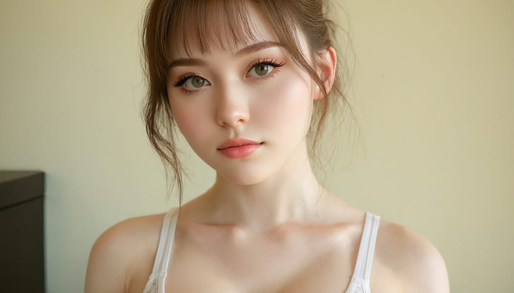 Tags: 21872187, SDXL
{"3": {"inputs": {"seed": 523045480731976, "steps": 32, "cfg": 7.48, "sampler_name": "dpmpp_2m", "scheduler": "karras", "denoise": 1.0, "model": ["27", 0], "positive": ["6", 0], "negative": ["7", 0], "latent_image": ["5", 0]}, "class_type": "KSampler"}, "4": {"inputs": {"ckpt_name": "juggernautxl.safetensors"}, "class_type": "CheckpointLoaderSimple"}, "5": {"inputs": {"width": 1344, "height": 768, "batch_size": 1}, "class_type": "EmptyLatentImage"}, "6": {"inputs": {"text": "27 year old girl, (eyelashes:1.08), (sexy lips:0.98), (pale skin:1.09), (detailed face:1.04), (slim:0.98), (double eyelids:1.03), (temptress:1.10), (idol:1.08), (seductive facial expression:1.06), (blush:1.02), (beautiful eyes:1.00), (cute:1.00), (in a seductive pose:0.99), (large perky breasts:1.05), (cleavage:0.97), (thigh gap:1.09), (white tanktop:1.08), busy street, (soft lighting:1.00), (textured skin:1.04), (skin fuzz:1.06), (candid cinema:1.08), (natural looking skin:1.01), (portra:1.09), (detailed skin:1.01), (film:1.05), (RAW:1.09)", "clip": ["27", 1]}, "class_type": "CLIPTextEncode"}, "7": {"inputs": {"text": "(twisted:1.13), (open mouth:1.13), (low resolution:1.07), (bad hands:1.06), (distorted:1.09), (watermark:1.09), (worst quality:1.07)", "clip": ["27", 1]}, "class_type": "CLIPTextEncode"}, "8": {"inputs": {"samples": ["3", 0], "vae": ["4", 2]}, "class_type": "VAEDecode"}, "25": {"inputs": {"lora_name": "nudify_xl.safetensors", "strength_model": 0.22, "strength_clip": 0.0, "model": ["4", 0], "clip": ["4", 1]}, "class_type": "LoraLoader"}, "26": {"inputs": {"lora_name": "shirtlift_SDXL_v2.safetensors", "strength_model": 0.04, "strength_clip": 0.17, "model": ["25", 0], "clip": ["25", 1]}, "class_type": "LoraLoader"}, "27": {"inputs": {"lora_name": "PerfectEyesXL.safetensors", "strength_model": 0.08, "strength_clip": 0.01, "model": ["26", 0], "clip": ["26", 1]}, "class_type": "LoraLoader"}, "30": {"inputs": {"model_name": "4x_NMKD-Superscale-SP_178000_G.pth"}, "class_type": "UpscaleModelLoader"}, "31": {"inputs": {"upscale_model": ["30", 0], "image": ["8", 0]}, "class_type": "ImageUpscaleWithModel"}, "32": {"inputs": {"upscale_method": "lanczos", "scale_by": 0.5, "image": ["31", 0]}, "class_type": "ImageScaleBy"}, "33": {"inputs": {"pixels": ["32", 0], "vae": ["4", 2]}, "class_type": "VAEEncode"}, "34": {"inputs": {"seed": 523045480731976, "steps": 32, "cfg": 7.48, "sampler_name": "dpmpp_2m", "scheduler": "karras", "denoise": 0.3, "model": ["27", 0], "positive": ["6", 0], "negative": ["7", 0], "latent_image": ["33", 0]}, "class_type": "KSampler"}, "36": {"inputs": {"samples": ["34", 0], "vae": ["4", 2]}, "class_type": "VAEDecode"}, "39": {"inputs": {"filename_prefix": "comfyapi-1714353858203", "images": ["36", 0]}, "class_type": "SaveImage"}}