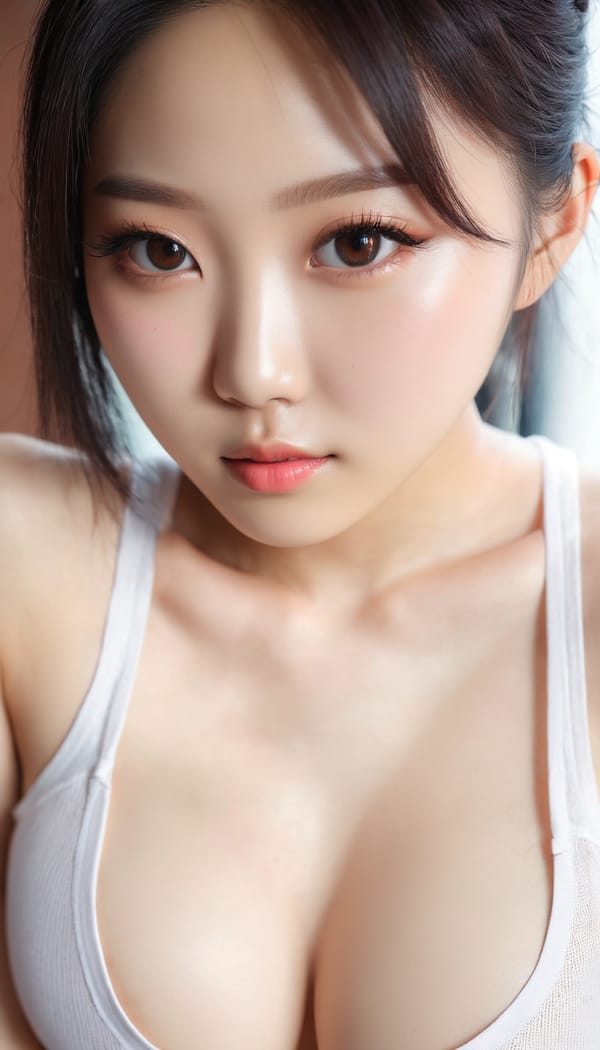 Tags: 21872187, SDXL
{"3": {"inputs": {"seed": 391262500450040, "steps": 32, "cfg": 7.38, "sampler_name": "dpmpp_2m", "scheduler": "karras", "denoise": 1.0, "model": ["27", 0], "positive": ["6", 0], "negative": ["7", 0], "latent_image": ["5", 0]}, "class_type": "KSampler"}, "4": {"inputs": {"ckpt_name": "juggernautxl.safetensors"}, "class_type": "CheckpointLoaderSimple"}, "5": {"inputs": {"width": 768, "height": 1344, "batch_size": 1}, "class_type": "EmptyLatentImage"}, "6": {"inputs": {"text": "23 year old girl, (korean:1.08), (chinese:1.12), (idol:1.09), (eyelashes:1.01), (beautiful eyes:1.07), (seductive pose:1.05), (sexy lips:1.10), (detailed face:0.97), (slim:1.08), (double eyelids:1.13), (pale skin:1.06), (seductive facial expression:0.95), (temptress:1.08), (blush:1.14), (cute:0.96), (in a seductive pose:1.04), (large perky breasts:1.01), (cleavage:0.96), (thigh gap:1.10), (white tanktop:1.09), busy street, (candid cinema:1.04), (portra:1.07), (soft lighting:1.08), (detailed skin:1.09), (natural looking skin:1.01), (textured skin:1.09), (RAW:1.00), (film:1.06), (skin fuzz:1.09)", "clip": ["27", 1]}, "class_type": "CLIPTextEncode"}, "7": {"inputs": {"text": "(watermark:1.09), (bad hands:1.06), (distorted:1.08), (worst quality:1.05), (low resolution:1.14), (open mouth:1.13), (twisted:1.13)", "clip": ["27", 1]}, "class_type": "CLIPTextEncode"}, "8": {"inputs": {"samples": ["3", 0], "vae": ["4", 2]}, "class_type": "VAEDecode"}, "25": {"inputs": {"lora_name": "nudify_xl.safetensors", "strength_model": 0.08, "strength_clip": 0.15, "model": ["4", 0], "clip": ["4", 1]}, "class_type": "LoraLoader"}, "26": {"inputs": {"lora_name": "shirtlift_SDXL_v2.safetensors", "strength_model": 0.13, "strength_clip": 0.0, "model": ["25", 0], "clip": ["25", 1]}, "class_type": "LoraLoader"}, "27": {"inputs": {"lora_name": "PerfectEyesXL.safetensors", "strength_model": 0.01, "strength_clip": 0.15, "model": ["26", 0], "clip": ["26", 1]}, "class_type": "LoraLoader"}, "30": {"inputs": {"model_name": "4x_NMKD-Superscale-SP_178000_G.pth"}, "class_type": "UpscaleModelLoader"}, "31": {"inputs": {"upscale_model": ["30", 0], "image": ["8", 0]}, "class_type": "ImageUpscaleWithModel"}, "32": {"inputs": {"upscale_method": "lanczos", "scale_by": 0.5, "image": ["31", 0]}, "class_type": "ImageScaleBy"}, "33": {"inputs": {"pixels": ["32", 0], "vae": ["4", 2]}, "class_type": "VAEEncode"}, "34": {"inputs": {"seed": 391262500450040, "steps": 32, "cfg": 7.38, "sampler_name": "dpmpp_2m", "scheduler": "karras", "denoise": 0.3, "model": ["27", 0], "positive": ["6", 0], "negative": ["7", 0], "latent_image": ["33", 0]}, "class_type": "KSampler"}, "36": {"inputs": {"samples": ["34", 0], "vae": ["4", 2]}, "class_type": "VAEDecode"}, "39": {"inputs": {"filename_prefix": "comfyapi-1731821139560", "images": ["36", 0]}, "class_type": "SaveImage"}}