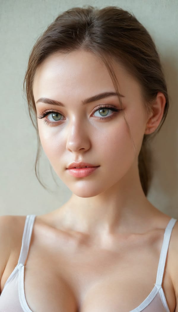 Tags: 21872187, SDXL
{"3": {"inputs": {"seed": 875134604861657, "steps": 64, "cfg": 6.62, "sampler_name": "dpmpp_2m", "scheduler": "karras", "denoise": 1.0, "model": ["27", 0], "positive": ["6", 0], "negative": ["7", 0], "latent_image": ["5", 0]}, "class_type": "KSampler"}, "4": {"inputs": {"ckpt_name": "juggernautxl.safetensors"}, "class_type": "CheckpointLoaderSimple"}, "5": {"inputs": {"width": 768, "height": 1344, "batch_size": 1}, "class_type": "EmptyLatentImage"}, "6": {"inputs": {"text": "28 year old girl, (russian:1.02), (ukrainian:1.12), (seductive facial expression:0.95), (double eyelids:1.07), (beautiful eyes:0.97), (seductive pose:1.03), (detailed face:1.11), (temptress:1.14), (idol:1.02), (sexy lips:1.02), (blush:1.08), (pale skin:0.96), (slim:0.95), (cute:1.00), (eyelashes:0.95), (in a seductive pose:1.06), (large perky breasts:0.99), (cleavage:0.98), (thigh gap:1.13), (white tanktop:1.03), busy street, (soft lighting:1.05), (detailed skin:1.07), (film:1.06), (skin fuzz:1.05), (portra:1.03), (textured skin:1.09), (candid cinema:1.05), (natural looking skin:1.06), (RAW:1.01)", "clip": ["27", 1]}, "class_type": "CLIPTextEncode"}, "7": {"inputs": {"text": "(low resolution:1.13), (bad hands:1.12), (distorted:1.13), (twisted:1.09), (open mouth:1.11), (watermark:1.12), (worst quality:1.08)", "clip": ["27", 1]}, "class_type": "CLIPTextEncode"}, "8": {"inputs": {"samples": ["3", 0], "vae": ["4", 2]}, "class_type": "VAEDecode"}, "25": {"inputs": {"lora_name": "nudify_xl.safetensors", "strength_model": 0.12, "strength_clip": 0.24, "model": ["4", 0], "clip": ["4", 1]}, "class_type": "LoraLoader"}, "26": {"inputs": {"lora_name": "shirtlift_SDXL_v2.safetensors", "strength_model": 0.0, "strength_clip": 0.17, "model": ["25", 0], "clip": ["25", 1]}, "class_type": "LoraLoader"}, "27": {"inputs": {"lora_name": "PerfectEyesXL.safetensors", "strength_model": 0.09, "strength_clip": 0.14, "model": ["26", 0], "clip": ["26", 1]}, "class_type": "LoraLoader"}, "30": {"inputs": {"model_name": "4x_NMKD-Superscale-SP_178000_G.pth"}, "class_type": "UpscaleModelLoader"}, "31": {"inputs": {"upscale_model": ["30", 0], "image": ["8", 0]}, "class_type": "ImageUpscaleWithModel"}, "32": {"inputs": {"upscale_method": "lanczos", "scale_by": 0.5, "image": ["31", 0]}, "class_type": "ImageScaleBy"}, "33": {"inputs": {"pixels": ["32", 0], "vae": ["4", 2]}, "class_type": "VAEEncode"}, "34": {"inputs": {"seed": 875134604861657, "steps": 64, "cfg": 6.62, "sampler_name": "dpmpp_2m", "scheduler": "karras", "denoise": 0.3, "model": ["27", 0], "positive": ["6", 0], "negative": ["7", 0], "latent_image": ["33", 0]}, "class_type": "KSampler"}, "36": {"inputs": {"samples": ["34", 0], "vae": ["4", 2]}, "class_type": "VAEDecode"}, "39": {"inputs": {"filename_prefix": "comfyapi-1723846680292", "images": ["36", 0]}, "class_type": "SaveImage"}}