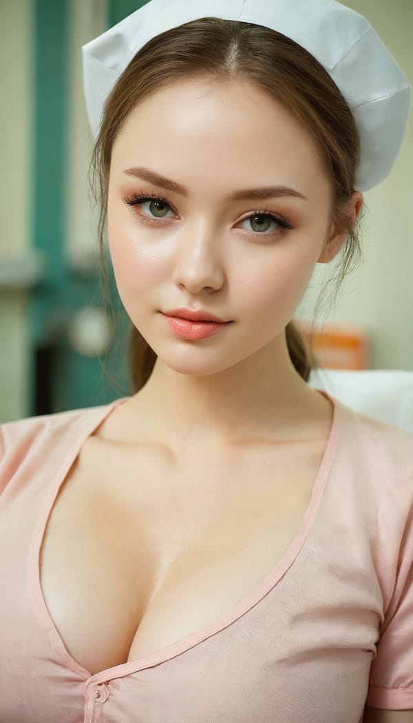 Tags: 21872187, SDXL
{"3": {"inputs": {"seed": 499183794260618, "steps": 32, "cfg": 5.59, "sampler_name": "dpmpp_2m", "scheduler": "karras", "denoise": 1.0, "model": ["27", 0], "positive": ["6", 0], "negative": ["7", 0], "latent_image": ["5", 0]}, "class_type": "KSampler"}, "4": {"inputs": {"ckpt_name": "juggernautxl.safetensors"}, "class_type": "CheckpointLoaderSimple"}, "5": {"inputs": {"width": 768, "height": 1344, "batch_size": 1}, "class_type": "EmptyLatentImage"}, "6": {"inputs": {"text": "25 year old girl, (russian:1.03), (double eyelids:1.08), (temptress:1.04), (detailed face:1.09), (blush:1.10), (beautiful eyes:1.08), (pale skin:1.04), (cute:0.95), (sexy lips:1.11), (eyelashes:0.96), (seductive facial expression:1.14), (seductive pose:0.99), (in a seductive pose:0.97), (large perky breasts:1.01), (cleavage:1.10), (thigh gap:1.05), (nurse in uniform:1.11) working in a hospital ward, (textured skin:1.05), (natural looking skin:1.03), (skin fuzz:1.03), (RAW:1.08), (soft lighting:1.07), (detailed skin:1.09), (film:1.09), (portra:1.04), (candid cinema:1.02)", "clip": ["27", 1]}, "class_type": "CLIPTextEncode"}, "7": {"inputs": {"text": "(bad hands:1.05), (open mouth:1.12), (distorted:1.14), (twisted:1.05), (watermark:1.12), (worst quality:1.13), (low resolution:1.08)", "clip": ["27", 1]}, "class_type": "CLIPTextEncode"}, "8": {"inputs": {"samples": ["3", 0], "vae": ["4", 2]}, "class_type": "VAEDecode"}, "25": {"inputs": {"lora_name": "nudify_xl.safetensors", "strength_model": 0.31, "strength_clip": 0.3, "model": ["4", 0], "clip": ["4", 1]}, "class_type": "LoraLoader"}, "26": {"inputs": {"lora_name": "shirtlift_SDXL_v2.safetensors", "strength_model": 0.02, "strength_clip": 0.06, "model": ["25", 0], "clip": ["25", 1]}, "class_type": "LoraLoader"}, "27": {"inputs": {"lora_name": "PerfectEyesXL.safetensors", "strength_model": 0.17, "strength_clip": 0.09, "model": ["26", 0], "clip": ["26", 1]}, "class_type": "LoraLoader"}, "30": {"inputs": {"model_name": "4x_NMKD-Superscale-SP_178000_G.pth"}, "class_type": "UpscaleModelLoader"}, "31": {"inputs": {"upscale_model": ["30", 0], "image": ["8", 0]}, "class_type": "ImageUpscaleWithModel"}, "32": {"inputs": {"upscale_method": "lanczos", "scale_by": 0.5, "image": ["31", 0]}, "class_type": "ImageScaleBy"}, "33": {"inputs": {"pixels": ["32", 0], "vae": ["4", 2]}, "class_type": "VAEEncode"}, "34": {"inputs": {"seed": 499183794260618, "steps": 32, "cfg": 5.59, "sampler_name": "dpmpp_2m", "scheduler": "karras", "denoise": 0.3, "model": ["27", 0], "positive": ["6", 0], "negative": ["7", 0], "latent_image": ["33", 0]}, "class_type": "KSampler"}, "36": {"inputs": {"samples": ["34", 0], "vae": ["4", 2]}, "class_type": "VAEDecode"}, "39": {"inputs": {"filename_prefix": "comfyapi-1716636509606", "images": ["36", 0]}, "class_type": "SaveImage"}}