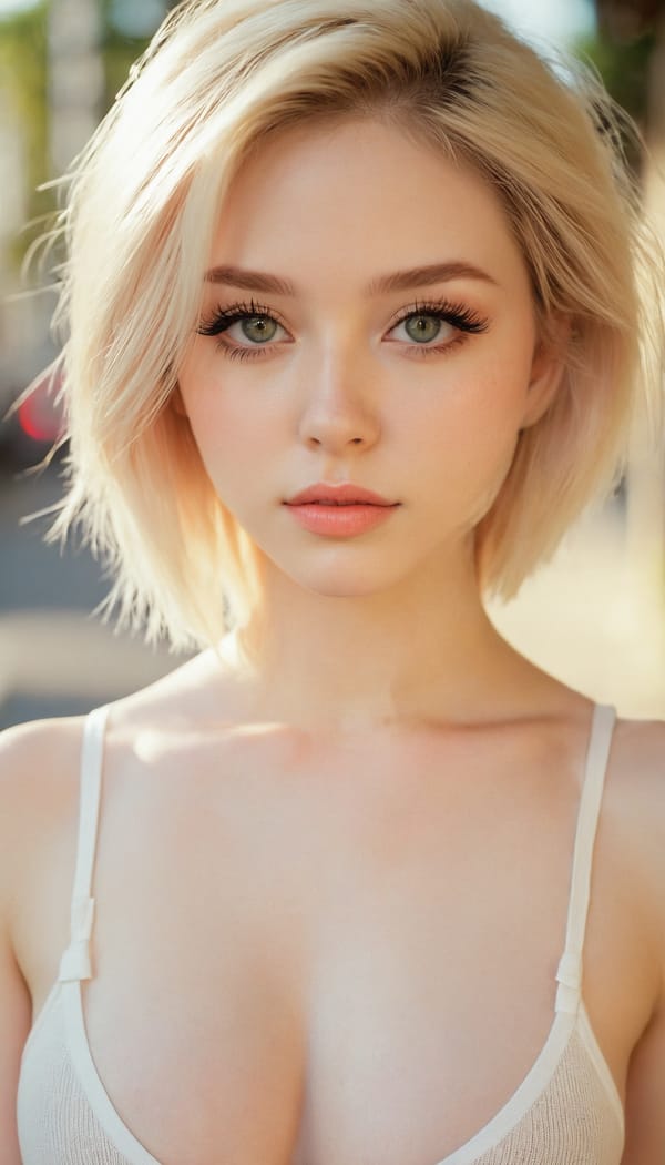 Tags: 21872187, SDXL
{"3": {"inputs": {"seed": 735106836608119, "steps": 32, "cfg": 5.83, "sampler_name": "dpmpp_2m", "scheduler": "karras", "denoise": 1.0, "model": ["27", 0], "positive": ["6", 0], "negative": ["7", 0], "latent_image": ["5", 0]}, "class_type": "KSampler"}, "4": {"inputs": {"ckpt_name": "juggernautxl.safetensors"}, "class_type": "CheckpointLoaderSimple"}, "5": {"inputs": {"width": 768, "height": 1344, "batch_size": 1}, "class_type": "EmptyLatentImage"}, "6": {"inputs": {"text": "20 year old girl, (slim:0.98), (blush:1.10), (eyelashes:1.12), (seductive facial expression:1.10), (seductive pose:1.09), (pale skin:1.13), (detailed face:1.00), (idol:1.08), (double eyelids:0.96), (sexy lips:1.02), (temptress:1.06), (beautiful eyes:0.98), (in a seductive pose:0.97), (large perky breasts:1.01), (cleavage:1.00), (thigh gap:0.95), (white tanktop:1.05), busy street, (skin fuzz:1.06), (RAW:1.05), (candid cinema:1.05), (textured skin:1.01), (detailed skin:1.06), (portra:1.06), (natural looking skin:1.08), (film:1.00), (soft lighting:1.04)", "clip": ["27", 1]}, "class_type": "CLIPTextEncode"}, "7": {"inputs": {"text": "(low resolution:1.10), (worst quality:1.10), (open mouth:1.05), (distorted:1.08), (twisted:1.10), (bad hands:1.10), (watermark:1.14)", "clip": ["27", 1]}, "class_type": "CLIPTextEncode"}, "8": {"inputs": {"samples": ["3", 0], "vae": ["4", 2]}, "class_type": "VAEDecode"}, "25": {"inputs": {"lora_name": "nudify_xl.safetensors", "strength_model": 0.33, "strength_clip": 0.02, "model": ["4", 0], "clip": ["4", 1]}, "class_type": "LoraLoader"}, "26": {"inputs": {"lora_name": "shirtlift_SDXL_v2.safetensors", "strength_model": 0.1, "strength_clip": 0.01, "model": ["25", 0], "clip": ["25", 1]}, "class_type": "LoraLoader"}, "27": {"inputs": {"lora_name": "PerfectEyesXL.safetensors", "strength_model": 0.06, "strength_clip": 0.04, "model": ["26", 0], "clip": ["26", 1]}, "class_type": "LoraLoader"}, "30": {"inputs": {"model_name": "4x_NMKD-Superscale-SP_178000_G.pth"}, "class_type": "UpscaleModelLoader"}, "31": {"inputs": {"upscale_model": ["30", 0], "image": ["8", 0]}, "class_type": "ImageUpscaleWithModel"}, "32": {"inputs": {"upscale_method": "lanczos", "scale_by": 0.5, "image": ["31", 0]}, "class_type": "ImageScaleBy"}, "33": {"inputs": {"pixels": ["32", 0], "vae": ["4", 2]}, "class_type": "VAEEncode"}, "34": {"inputs": {"seed": 735106836608119, "steps": 32, "cfg": 5.83, "sampler_name": "dpmpp_2m", "scheduler": "karras", "denoise": 0.3, "model": ["27", 0], "positive": ["6", 0], "negative": ["7", 0], "latent_image": ["33", 0]}, "class_type": "KSampler"}, "36": {"inputs": {"samples": ["34", 0], "vae": ["4", 2]}, "class_type": "VAEDecode"}, "39": {"inputs": {"filename_prefix": "comfyapi-1718708783608", "images": ["36", 0]}, "class_type": "SaveImage"}}