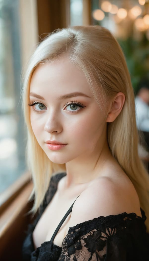 Tags: 21872187, SDXL
{"3": {"inputs": {"seed": 104449167219880, "steps": 64, "cfg": 5.03, "sampler_name": "dpmpp_2m", "scheduler": "karras", "denoise": 1.0, "model": ["27", 0], "positive": ["6", 0], "negative": ["7", 0], "latent_image": ["5", 0]}, "class_type": "KSampler"}, "4": {"inputs": {"ckpt_name": "juggernautxl.safetensors"}, "class_type": "CheckpointLoaderSimple"}, "5": {"inputs": {"width": 768, "height": 1344, "batch_size": 1}, "class_type": "EmptyLatentImage"}, "6": {"inputs": {"text": "23 year old girl, (ukrainian:1.01), (eyelashes:0.97), (detailed face:1.04), (temptress:0.98), (pale skin:1.07), (blush:1.03), (slim:1.03), (idol:1.03), (sexy lips:1.05), (beautiful eyes:1.04), (cute:1.09), (double eyelids:0.99), (seductive facial expression:1.11), (seductive pose:1.04), (perky ass:1.09), (exposed ass:1.02), (looking back:1.00), (sexy ass:1.02), (thigh gap:1.05), (wearing a little black dress:1.05) at a fine dining restaurant, (detailed skin:1.00), (film:1.00), (natural looking skin:1.04), (candid cinema:1.00), (skin fuzz:1.06), (portra:1.00), (soft lighting:1.03), (textured skin:1.03), (RAW:1.03)", "clip": ["27", 1]}, "class_type": "CLIPTextEncode"}, "7": {"inputs": {"text": "(twisted:1.07), (open mouth:1.08), (watermark:1.08), (worst quality:1.09), (low resolution:1.09), (bad hands:1.09), (distorted:1.13)", "clip": ["27", 1]}, "class_type": "CLIPTextEncode"}, "8": {"inputs": {"samples": ["3", 0], "vae": ["4", 2]}, "class_type": "VAEDecode"}, "25": {"inputs": {"lora_name": "nudify_xl.safetensors", "strength_model": 0.15, "strength_clip": 0.38, "model": ["4", 0], "clip": ["4", 1]}, "class_type": "LoraLoader"}, "26": {"inputs": {"lora_name": "shirtlift_SDXL_v2.safetensors", "strength_model": 0.03, "strength_clip": 0.04, "model": ["25", 0], "clip": ["25", 1]}, "class_type": "LoraLoader"}, "27": {"inputs": {"lora_name": "PerfectEyesXL.safetensors", "strength_model": 0.13, "strength_clip": 0.05, "model": ["26", 0], "clip": ["26", 1]}, "class_type": "LoraLoader"}, "30": {"inputs": {"model_name": "4x_NMKD-Superscale-SP_178000_G.pth"}, "class_type": "UpscaleModelLoader"}, "31": {"inputs": {"upscale_model": ["30", 0], "image": ["8", 0]}, "class_type": "ImageUpscaleWithModel"}, "32": {"inputs": {"upscale_method": "lanczos", "scale_by": 0.5, "image": ["31", 0]}, "class_type": "ImageScaleBy"}, "33": {"inputs": {"pixels": ["32", 0], "vae": ["4", 2]}, "class_type": "VAEEncode"}, "34": {"inputs": {"seed": 104449167219880, "steps": 64, "cfg": 5.03, "sampler_name": "dpmpp_2m", "scheduler": "karras", "denoise": 0.3, "model": ["27", 0], "positive": ["6", 0], "negative": ["7", 0], "latent_image": ["33", 0]}, "class_type": "KSampler"}, "36": {"inputs": {"samples": ["34", 0], "vae": ["4", 2]}, "class_type": "VAEDecode"}, "39": {"inputs": {"filename_prefix": "comfyapi-1723710258554", "images": ["36", 0]}, "class_type": "SaveImage"}}