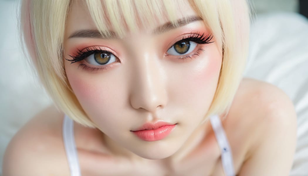 Tags: 21872187, SDXL
{"3": {"inputs": {"seed": 358435964262759, "steps": 64, "cfg": 6.57, "sampler_name": "dpmpp_2m", "scheduler": "karras", "denoise": 1.0, "model": ["27", 0], "positive": ["6", 0], "negative": ["7", 0], "latent_image": ["5", 0]}, "class_type": "KSampler"}, "4": {"inputs": {"ckpt_name": "juggernautxl.safetensors"}, "class_type": "CheckpointLoaderSimple"}, "5": {"inputs": {"width": 1344, "height": 768, "batch_size": 1}, "class_type": "EmptyLatentImage"}, "6": {"inputs": {"text": "25 year old girl, (korean:0.96), (ukrainian:0.97), (blush:1.11), (temptress:1.00), (double eyelids:1.00), (seductive pose:1.12), (pale skin:1.10), (idol:1.00), (detailed face:1.01), (beautiful eyes:1.04), (sexy lips:1.05), (eyelashes:0.95), (slim:1.04), (cute:1.11), (seductive facial expression:1.14), (in a seductive pose:0.98), (large perky breasts:1.01), (cleavage:0.96), (thigh gap:1.02), (in a cosplay:0.96) at comiket posing for camera, (skin fuzz:1.07), (detailed skin:1.08), (textured skin:1.04), (film:1.02), (RAW:1.01), (natural looking skin:1.01), (portra:1.04), (soft lighting:1.01), (candid cinema:1.06)", "clip": ["27", 1]}, "class_type": "CLIPTextEncode"}, "7": {"inputs": {"text": "(watermark:1.08), (open mouth:1.06), (twisted:1.12), (worst quality:1.13), (bad hands:1.11), (distorted:1.11), (low resolution:1.07)", "clip": ["27", 1]}, "class_type": "CLIPTextEncode"}, "8": {"inputs": {"samples": ["3", 0], "vae": ["4", 2]}, "class_type": "VAEDecode"}, "25": {"inputs": {"lora_name": "nudify_xl.safetensors", "strength_model": 0.02, "strength_clip": 0.21, "model": ["4", 0], "clip": ["4", 1]}, "class_type": "LoraLoader"}, "26": {"inputs": {"lora_name": "shirtlift_SDXL_v2.safetensors", "strength_model": 0.11, "strength_clip": 0.1, "model": ["25", 0], "clip": ["25", 1]}, "class_type": "LoraLoader"}, "27": {"inputs": {"lora_name": "PerfectEyesXL.safetensors", "strength_model": 0.15, "strength_clip": 0.16, "model": ["26", 0], "clip": ["26", 1]}, "class_type": "LoraLoader"}, "30": {"inputs": {"model_name": "4x_NMKD-Superscale-SP_178000_G.pth"}, "class_type": "UpscaleModelLoader"}, "31": {"inputs": {"upscale_model": ["30", 0], "image": ["8", 0]}, "class_type": "ImageUpscaleWithModel"}, "32": {"inputs": {"upscale_method": "lanczos", "scale_by": 0.5, "image": ["31", 0]}, "class_type": "ImageScaleBy"}, "33": {"inputs": {"pixels": ["32", 0], "vae": ["4", 2]}, "class_type": "VAEEncode"}, "34": {"inputs": {"seed": 358435964262759, "steps": 64, "cfg": 6.57, "sampler_name": "dpmpp_2m", "scheduler": "karras", "denoise": 0.3, "model": ["27", 0], "positive": ["6", 0], "negative": ["7", 0], "latent_image": ["33", 0]}, "class_type": "KSampler"}, "36": {"inputs": {"samples": ["34", 0], "vae": ["4", 2]}, "class_type": "VAEDecode"}, "39": {"inputs": {"filename_prefix": "comfyapi-1717402022380", "images": ["36", 0]}, "class_type": "SaveImage"}}