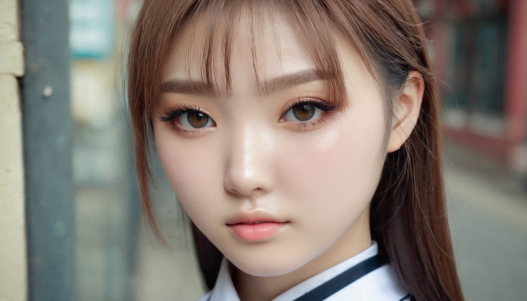 Tags: 21872187, SDXL
{"3": {"inputs": {"seed": 886603274521883, "steps": 32, "cfg": 5.59, "sampler_name": "dpmpp_2m", "scheduler": "karras", "denoise": 1.0, "model": ["27", 0], "positive": ["6", 0], "negative": ["7", 0], "latent_image": ["5", 0]}, "class_type": "KSampler"}, "4": {"inputs": {"ckpt_name": "juggernautxl.safetensors"}, "class_type": "CheckpointLoaderSimple"}, "5": {"inputs": {"width": 1344, "height": 768, "batch_size": 1}, "class_type": "EmptyLatentImage"}, "6": {"inputs": {"text": "18 year old girl, (ukrainian:0.95), (korean:1.09), (seductive pose:0.97), (detailed face:0.96), (beautiful eyes:1.06), (pale skin:1.06), (sexy lips:1.13), (cute:1.06), (blush:1.08), (temptress:1.14), (double eyelids:1.14), (slim:1.06), (seductive facial expression:1.10), (eyelashes:1.05), (idol:1.01), (in a seductive pose:1.09), (large perky breasts:1.08), (cleavage:1.01), (thigh gap:1.14), (school uniform:1.09), choker, busy street, (detailed skin:1.04), (portra:1.08), (RAW:1.06), (film:1.06), (natural looking skin:1.01), (skin fuzz:1.01), (candid cinema:1.03), (textured skin:1.09), (soft lighting:1.00)", "clip": ["27", 1]}, "class_type": "CLIPTextEncode"}, "7": {"inputs": {"text": "(worst quality:1.14), (bad hands:1.08), (low resolution:1.06), (watermark:1.08), (twisted:1.14), (open mouth:1.11), (distorted:1.12)", "clip": ["27", 1]}, "class_type": "CLIPTextEncode"}, "8": {"inputs": {"samples": ["3", 0], "vae": ["4", 2]}, "class_type": "VAEDecode"}, "25": {"inputs": {"lora_name": "nudify_xl.safetensors", "strength_model": 0.19, "strength_clip": 0.01, "model": ["4", 0], "clip": ["4", 1]}, "class_type": "LoraLoader"}, "26": {"inputs": {"lora_name": "shirtlift_SDXL_v2.safetensors", "strength_model": 0.14, "strength_clip": 0.17, "model": ["25", 0], "clip": ["25", 1]}, "class_type": "LoraLoader"}, "27": {"inputs": {"lora_name": "PerfectEyesXL.safetensors", "strength_model": 0.06, "strength_clip": 0.19, "model": ["26", 0], "clip": ["26", 1]}, "class_type": "LoraLoader"}, "30": {"inputs": {"model_name": "4x_NMKD-Superscale-SP_178000_G.pth"}, "class_type": "UpscaleModelLoader"}, "31": {"inputs": {"upscale_model": ["30", 0], "image": ["8", 0]}, "class_type": "ImageUpscaleWithModel"}, "32": {"inputs": {"upscale_method": "lanczos", "scale_by": 0.5, "image": ["31", 0]}, "class_type": "ImageScaleBy"}, "33": {"inputs": {"pixels": ["32", 0], "vae": ["4", 2]}, "class_type": "VAEEncode"}, "34": {"inputs": {"seed": 886603274521883, "steps": 32, "cfg": 5.59, "sampler_name": "dpmpp_2m", "scheduler": "karras", "denoise": 0.3, "model": ["27", 0], "positive": ["6", 0], "negative": ["7", 0], "latent_image": ["33", 0]}, "class_type": "KSampler"}, "36": {"inputs": {"samples": ["34", 0], "vae": ["4", 2]}, "class_type": "VAEDecode"}, "39": {"inputs": {"filename_prefix": "comfyapi-1713500861590", "images": ["36", 0]}, "class_type": "SaveImage"}}