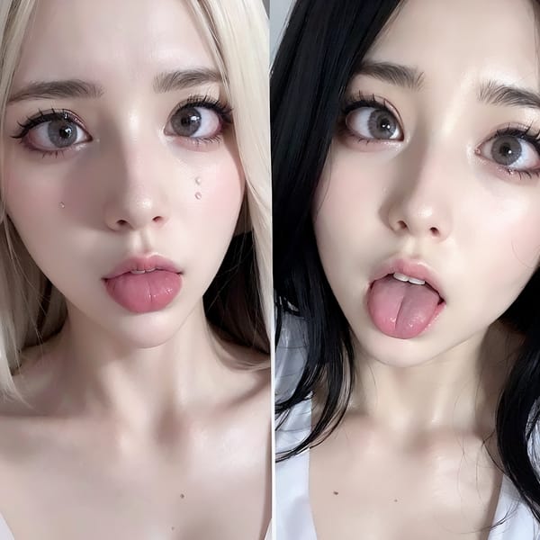 Tags: 21872187
<lora:koreanDollLikeness:0.30>, (ukrainian:0.97), (nurse outfit:1.06), hospital ward, <lora:ahegao-x-v4:0.51>, ahegao face, pleasure, extremely detailed eyes, extremely detailed face, cute, (photorealistic:1.11), sexy lips, seductive smile, double eyelids, eyelashes, pale skin, full body portrait, textured skin, 4K, sharp, hyper realistic, tall, blush, delicate and beautiful girl, solo, (dramatic:0.96)
Negative prompt: paintings, anime, fat, (normal quality:1.91), (worst quality:2.02)
Steps: 32, Sampler: DPM++ 2M Karras, CFG scale: 6.75, Seed: 2616105941, Size: 512x512, Model hash: fc2511737a, Model: chilloutmix_NiPrunedFp32Fix, Seed resize from: -1x-1, Denoising strength: 0.45, Version: v1.2.1, Hires upscale: 2.0, Hires steps: 16, Hires upscaler: ESRGAN_4x