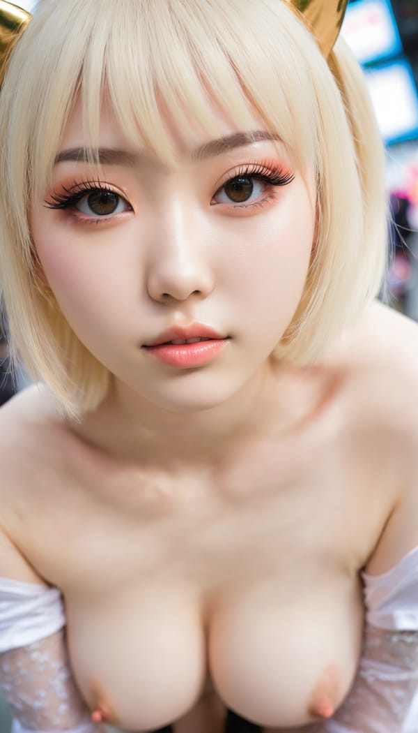 Tags: 21872187, SDXL
{"3": {"inputs": {"seed": 827560563094080, "steps": 32, "cfg": 6.64, "sampler_name": "dpmpp_2m", "scheduler": "karras", "denoise": 1.0, "model": ["27", 0], "positive": ["6", 0], "negative": ["7", 0], "latent_image": ["5", 0]}, "class_type": "KSampler"}, "4": {"inputs": {"ckpt_name": "juggernautxl.safetensors"}, "class_type": "CheckpointLoaderSimple"}, "5": {"inputs": {"width": 768, "height": 1344, "batch_size": 1}, "class_type": "EmptyLatentImage"}, "6": {"inputs": {"text": "20 year old girl, (russian:1.04), (japanese:1.01), (korean:1.08), (temptress:0.99), (eyelashes:1.10), (double eyelids:0.98), (idol:1.09), (seductive facial expression:1.10), (seductive pose:1.04), (detailed face:1.14), (pale skin:1.10), (beautiful eyes:1.05), (slim:1.08), (sexy lips:1.07), (on all fours:1.00), (spreading ass cheeks:1.00), (from behind:0.99), (backboob:1.06), (in a cosplay:1.03) at comiket posing for camera, (skin fuzz:1.03), (RAW:1.09), (detailed skin:1.08), (soft lighting:1.05), (natural looking skin:1.08), (textured skin:1.07), (portra:1.00), (candid cinema:1.05), (film:1.07)", "clip": ["27", 1]}, "class_type": "CLIPTextEncode"}, "7": {"inputs": {"text": "(watermark:1.12), (bad hands:1.12), (open mouth:1.13), (low resolution:1.10), (worst quality:1.12), (distorted:1.14)", "clip": ["27", 1]}, "class_type": "CLIPTextEncode"}, "8": {"inputs": {"samples": ["3", 0], "vae": ["4", 2]}, "class_type": "VAEDecode"}, "25": {"inputs": {"lora_name": "nudify_xl.safetensors", "strength_model": 0.32, "strength_clip": 0.34, "model": ["4", 0], "clip": ["4", 1]}, "class_type": "LoraLoader"}, "26": {"inputs": {"lora_name": "shirtlift_SDXL_v2.safetensors", "strength_model": 0.13, "strength_clip": 0.1, "model": ["25", 0], "clip": ["25", 1]}, "class_type": "LoraLoader"}, "27": {"inputs": {"lora_name": "PerfectEyesXL.safetensors", "strength_model": 0.04, "strength_clip": 0.17, "model": ["26", 0], "clip": ["26", 1]}, "class_type": "LoraLoader"}, "30": {"inputs": {"model_name": "4x_NMKD-Superscale-SP_178000_G.pth"}, "class_type": "UpscaleModelLoader"}, "31": {"inputs": {"upscale_model": ["30", 0], "image": ["8", 0]}, "class_type": "ImageUpscaleWithModel"}, "32": {"inputs": {"upscale_method": "lanczos", "scale_by": 0.5, "image": ["31", 0]}, "class_type": "ImageScaleBy"}, "33": {"inputs": {"pixels": ["32", 0], "vae": ["4", 2]}, "class_type": "VAEEncode"}, "34": {"inputs": {"seed": 827560563094080, "steps": 32, "cfg": 6.64, "sampler_name": "dpmpp_2m", "scheduler": "karras", "denoise": 0.3, "model": ["27", 0], "positive": ["6", 0], "negative": ["7", 0], "latent_image": ["33", 0]}, "class_type": "KSampler"}, "36": {"inputs": {"samples": ["34", 0], "vae": ["4", 2]}, "class_type": "VAEDecode"}, "39": {"inputs": {"filename_prefix": "comfyapi-1730487839649", "images": ["36", 0]}, "class_type": "SaveImage"}}