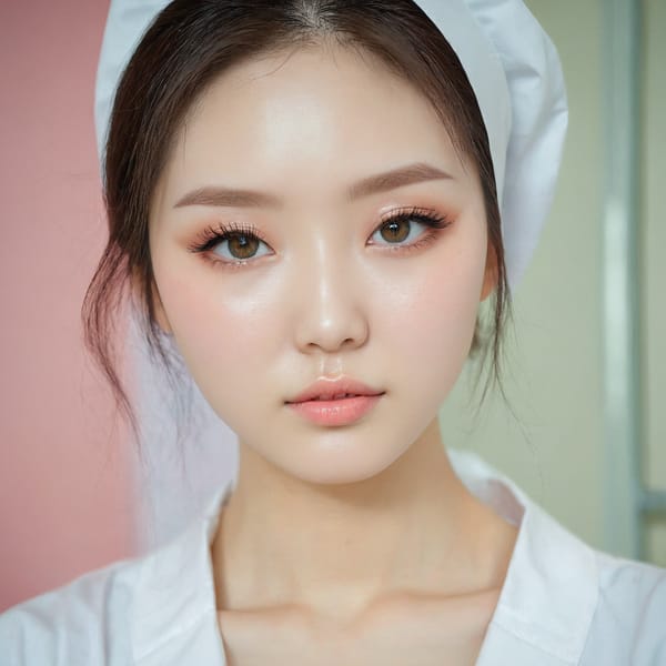 Tags: 21872187, SDXL
{"3": {"inputs": {"seed": 343123077736009, "steps": 32, "cfg": 6.03, "sampler_name": "dpmpp_2m", "scheduler": "karras", "denoise": 1.0, "model": ["27", 0], "positive": ["6", 0], "negative": ["7", 0], "latent_image": ["5", 0]}, "class_type": "KSampler"}, "4": {"inputs": {"ckpt_name": "juggernautxl.safetensors"}, "class_type": "CheckpointLoaderSimple"}, "5": {"inputs": {"width": 1024, "height": 1024, "batch_size": 1}, "class_type": "EmptyLatentImage"}, "6": {"inputs": {"text": "20 year old girl, (korean:1.05), (irish:1.01), (ukrainian:1.05), (seductive facial expression:0.96), (beautiful eyes:1.02), (idol:0.99), (temptress:1.10), (eyelashes:1.09), (cute:0.99), (slim:1.01), (detailed face:1.06), (pale skin:1.12), (blush:1.05), (sexy lips:0.96), (seductive pose:1.03), (double eyelids:1.06), (in a seductive pose:1.08), (large perky breasts:1.03), (cleavage:1.11), (thigh gap:1.10), (nurse in uniform:1.09) working in a hospital ward, (skin fuzz:1.03), (detailed skin:1.06), (film:1.03), (natural looking skin:1.07), (textured skin:1.03), (portra:1.08), (RAW:1.03), (soft lighting:1.01), (candid cinema:1.05)", "clip": ["27", 1]}, "class_type": "CLIPTextEncode"}, "7": {"inputs": {"text": "(watermark:1.10), (low resolution:1.06), (bad hands:1.12), (twisted:1.10), (open mouth:1.08), (worst quality:1.08), (distorted:1.11)", "clip": ["27", 1]}, "class_type": "CLIPTextEncode"}, "8": {"inputs": {"samples": ["3", 0], "vae": ["4", 2]}, "class_type": "VAEDecode"}, "25": {"inputs": {"lora_name": "nudify_xl.safetensors", "strength_model": 0.02, "strength_clip": 0.37, "model": ["4", 0], "clip": ["4", 1]}, "class_type": "LoraLoader"}, "26": {"inputs": {"lora_name": "shirtlift_SDXL_v2.safetensors", "strength_model": 0.09, "strength_clip": 0.17, "model": ["25", 0], "clip": ["25", 1]}, "class_type": "LoraLoader"}, "27": {"inputs": {"lora_name": "PerfectEyesXL.safetensors", "strength_model": 0.12, "strength_clip": 0.13, "model": ["26", 0], "clip": ["26", 1]}, "class_type": "LoraLoader"}, "30": {"inputs": {"model_name": "4x_NMKD-Superscale-SP_178000_G.pth"}, "class_type": "UpscaleModelLoader"}, "31": {"inputs": {"upscale_model": ["30", 0], "image": ["8", 0]}, "class_type": "ImageUpscaleWithModel"}, "32": {"inputs": {"upscale_method": "lanczos", "scale_by": 0.5, "image": ["31", 0]}, "class_type": "ImageScaleBy"}, "33": {"inputs": {"pixels": ["32", 0], "vae": ["4", 2]}, "class_type": "VAEEncode"}, "34": {"inputs": {"seed": 343123077736009, "steps": 32, "cfg": 6.03, "sampler_name": "dpmpp_2m", "scheduler": "karras", "denoise": 0.3, "model": ["27", 0], "positive": ["6", 0], "negative": ["7", 0], "latent_image": ["33", 0]}, "class_type": "KSampler"}, "36": {"inputs": {"samples": ["34", 0], "vae": ["4", 2]}, "class_type": "VAEDecode"}, "39": {"inputs": {"filename_prefix": "comfyapi-1734754886503", "images": ["36", 0]}, "class_type": "SaveImage"}}