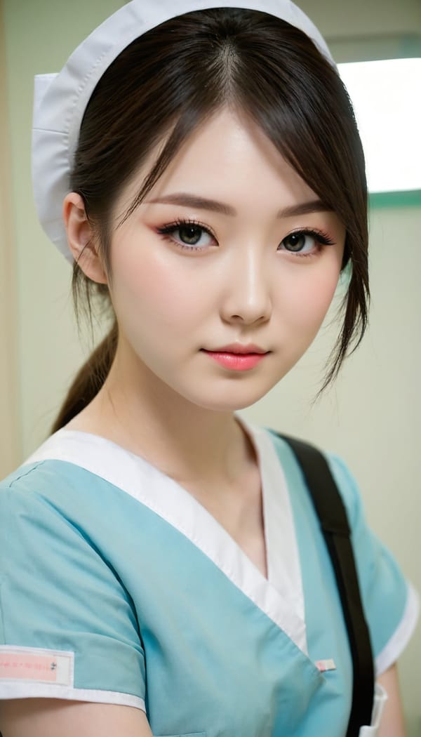 Tags: 21872187, SDXL
{"3": {"inputs": {"seed": 455125086838901, "steps": 32, "cfg": 7.78, "sampler_name": "dpmpp_2m", "scheduler": "karras", "denoise": 1.0, "model": ["27", 0], "positive": ["6", 0], "negative": ["7", 0], "latent_image": ["5", 0]}, "class_type": "KSampler"}, "4": {"inputs": {"ckpt_name": "juggernautXL_v8Rundiffusion.safetensors"}, "class_type": "CheckpointLoaderSimple"}, "5": {"inputs": {"width": 768, "height": 1344, "batch_size": 1}, "class_type": "EmptyLatentImage"}, "6": {"inputs": {"text": "19 year old girl, (japanese:1.13), (russian:1.08), (temptress:1.00), (pale skin:0.96), (seductive facial expression:1.09), (beautiful eyes:1.11), (seductive pose:1.01), (eyelashes:0.98), (blush:1.10), (double eyelids:1.03), (slim:1.00), (idol:1.01), (detailed face:0.98), (cute:1.09), (sexy lips:0.98), (perky ass:1.04), (exposed ass:0.95), (looking back:1.00), (sexy ass:0.99), (thigh gap:1.09), (nurse in uniform:1.05) working in a hospital ward, (soft lighting:1.06), (textured skin:1.01), (skin fuzz:1.02), (film:1.06), (candid cinema:1.02), (portra:1.00), (natural looking skin:1.07), (RAW:1.00), (detailed skin:1.07)", "clip": ["27", 1]}, "class_type": "CLIPTextEncode"}, "7": {"inputs": {"text": "(twisted:1.07), (distorted:1.12), (open mouth:1.13), (watermark:1.14), (worst quality:1.12), (bad hands:1.09), (low resolution:1.07)", "clip": ["27", 1]}, "class_type": "CLIPTextEncode"}, "8": {"inputs": {"samples": ["3", 0], "vae": ["4", 2]}, "class_type": "VAEDecode"}, "25": {"inputs": {"lora_name": "nudify_xl.safetensors", "strength_model": 0.34, "strength_clip": 0.02, "model": ["4", 0], "clip": ["4", 1]}, "class_type": "LoraLoader"}, "26": {"inputs": {"lora_name": "shirtlift_SDXL_v2.safetensors", "strength_model": 0.06, "strength_clip": 0.18, "model": ["25", 0], "clip": ["25", 1]}, "class_type": "LoraLoader"}, "27": {"inputs": {"lora_name": "PerfectEyesXL.safetensors", "strength_model": 0.01, "strength_clip": 0.11, "model": ["26", 0], "clip": ["26", 1]}, "class_type": "LoraLoader"}, "30": {"inputs": {"model_name": "4x_NMKD-Superscale-SP_178000_G.pth"}, "class_type": "UpscaleModelLoader"}, "31": {"inputs": {"upscale_model": ["30", 0], "image": ["8", 0]}, "class_type": "ImageUpscaleWithModel"}, "32": {"inputs": {"upscale_method": "lanczos", "scale_by": 0.5, "image": ["31", 0]}, "class_type": "ImageScaleBy"}, "33": {"inputs": {"pixels": ["32", 0], "vae": ["4", 2]}, "class_type": "VAEEncode"}, "34": {"inputs": {"seed": 455125086838901, "steps": 32, "cfg": 7.78, "sampler_name": "dpmpp_2m", "scheduler": "karras", "denoise": 0.3, "model": ["27", 0], "positive": ["6", 0], "negative": ["7", 0], "latent_image": ["33", 0]}, "class_type": "KSampler"}, "36": {"inputs": {"samples": ["34", 0], "vae": ["4", 2]}, "class_type": "VAEDecode"}, "39": {"inputs": {"filename_prefix": "comfyapi-1707628960506", "images": ["36", 0]}, "class_type": "SaveImage"}}