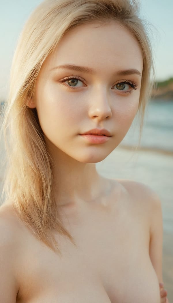 Tags: 21872187, SDXL
{"3": {"inputs": {"seed": 545840767108553, "steps": 32, "cfg": 5.04, "sampler_name": "dpmpp_2m", "scheduler": "karras", "denoise": 1.0, "model": ["27", 0], "positive": ["6", 0], "negative": ["7", 0], "latent_image": ["5", 0]}, "class_type": "KSampler"}, "4": {"inputs": {"ckpt_name": "juggernautxl.safetensors"}, "class_type": "CheckpointLoaderSimple"}, "5": {"inputs": {"width": 768, "height": 1344, "batch_size": 1}, "class_type": "EmptyLatentImage"}, "6": {"inputs": {"text": "18 year old girl, (russian:0.95), (detailed face:1.06), (temptress:1.01), (cute:1.14), (sexy lips:1.01), (blush:0.97), (seductive facial expression:1.01), (idol:1.02), (seductive pose:1.09), (beautiful eyes:1.02), (eyelashes:1.13), (pale skin:1.01), (double eyelids:1.11), (slim:0.98), (on all fours:1.00), (spreading ass cheeks:1.06), (from behind:1.11), (backboob:0.95), strolling (nude:1.06) at a beach, (skin fuzz:1.04), (detailed skin:1.07), (film:1.07), (portra:1.03), (soft lighting:1.07), (candid cinema:1.06), (natural looking skin:1.07), (textured skin:1.03), (RAW:1.03)", "clip": ["27", 1]}, "class_type": "CLIPTextEncode"}, "7": {"inputs": {"text": "(open mouth:1.06), (worst quality:1.08), (bad hands:1.13), (twisted:1.05), (distorted:1.05), (watermark:1.12), (low resolution:1.06)", "clip": ["27", 1]}, "class_type": "CLIPTextEncode"}, "8": {"inputs": {"samples": ["3", 0], "vae": ["4", 2]}, "class_type": "VAEDecode"}, "25": {"inputs": {"lora_name": "nudify_xl.safetensors", "strength_model": 0.27, "strength_clip": 0.07, "model": ["4", 0], "clip": ["4", 1]}, "class_type": "LoraLoader"}, "26": {"inputs": {"lora_name": "shirtlift_SDXL_v2.safetensors", "strength_model": 0.17, "strength_clip": 0.13, "model": ["25", 0], "clip": ["25", 1]}, "class_type": "LoraLoader"}, "27": {"inputs": {"lora_name": "PerfectEyesXL.safetensors", "strength_model": 0.18, "strength_clip": 0.12, "model": ["26", 0], "clip": ["26", 1]}, "class_type": "LoraLoader"}, "30": {"inputs": {"model_name": "4x_NMKD-Superscale-SP_178000_G.pth"}, "class_type": "UpscaleModelLoader"}, "31": {"inputs": {"upscale_model": ["30", 0], "image": ["8", 0]}, "class_type": "ImageUpscaleWithModel"}, "32": {"inputs": {"upscale_method": "lanczos", "scale_by": 0.5, "image": ["31", 0]}, "class_type": "ImageScaleBy"}, "33": {"inputs": {"pixels": ["32", 0], "vae": ["4", 2]}, "class_type": "VAEEncode"}, "34": {"inputs": {"seed": 545840767108553, "steps": 32, "cfg": 5.04, "sampler_name": "dpmpp_2m", "scheduler": "karras", "denoise": 0.3, "model": ["27", 0], "positive": ["6", 0], "negative": ["7", 0], "latent_image": ["33", 0]}, "class_type": "KSampler"}, "36": {"inputs": {"samples": ["34", 0], "vae": ["4", 2]}, "class_type": "VAEDecode"}, "39": {"inputs": {"filename_prefix": "comfyapi-1731417488831", "images": ["36", 0]}, "class_type": "SaveImage"}}